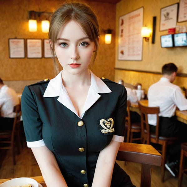 Tags: 21872187, SDXL
{"3": {"inputs": {"seed": 554456886035518, "steps": 64, "cfg": 7.34, "sampler_name": "dpmpp_2m", "scheduler": "karras", "denoise": 1.0, "model": ["27", 0], "positive": ["6", 0], "negative": ["7", 0], "latent_image": ["5", 0]}, "class_type": "KSampler"}, "4": {"inputs": {"ckpt_name": "leosamsHelloworldSDXL_helloworldSDXL32DPO.safetensors"}, "class_type": "CheckpointLoaderSimple"}, "5": {"inputs": {"width": 1024, "height": 1024, "batch_size": 1}, "class_type": "EmptyLatentImage"}, "6": {"inputs": {"text": "25 year old girl, (irish:1.04), (cute:1.08), (slim:1.05), (eyelashes:1.08), (detailed face:1.01), (idol:0.97), (seductive pose:1.02), (beautiful eyes:1.09), (sexy lips:1.05), (double eyelids:0.98), (temptress:1.13), (pale skin:1.10), (seductive facial expression:1.01), (blush:0.97), (in a seductive pose:1.14), (large perky breasts:1.07), (cleavage:1.09), (thigh gap:1.03), (a waitress in uniform:1.07) working at a restaurant, (natural looking skin:1.08), (portra:1.02), (film:1.02), (skin fuzz:1.02), (soft lighting:1.02), (textured skin:1.07), (detailed skin:1.03), (RAW:1.09), (candid cinema:1.03)", "clip": ["27", 1]}, "class_type": "CLIPTextEncode"}, "7": {"inputs": {"text": "(low resolution:1.13), (bad hands:1.12), (twisted:1.14), (worst quality:1.14), (open mouth:1.11), (watermark:1.10), (distorted:1.09)", "clip": ["27", 1]}, "class_type": "CLIPTextEncode"}, "8": {"inputs": {"samples": ["3", 0], "vae": ["4", 2]}, "class_type": "VAEDecode"}, "25": {"inputs": {"lora_name": "nudify_xl.safetensors", "strength_model": 0.36, "strength_clip": 0.29, "model": ["4", 0], "clip": ["4", 1]}, "class_type": "LoraLoader"}, "26": {"inputs": {"lora_name": "shirtlift_SDXL_v2.safetensors", "strength_model": 0.05, "strength_clip": 0.11, "model": ["25", 0], "clip": ["25", 1]}, "class_type": "LoraLoader"}, "27": {"inputs": {"lora_name": "PerfectEyesXL.safetensors", "strength_model": 0.18, "strength_clip": 0.15, "model": ["26", 0], "clip": ["26", 1]}, "class_type": "LoraLoader"}, "30": {"inputs": {"model_name": "4x_NMKD-Superscale-SP_178000_G.pth"}, "class_type": "UpscaleModelLoader"}, "31": {"inputs": {"upscale_model": ["30", 0], "image": ["8", 0]}, "class_type": "ImageUpscaleWithModel"}, "32": {"inputs": {"upscale_method": "lanczos", "scale_by": 0.5, "image": ["31", 0]}, "class_type": "ImageScaleBy"}, "33": {"inputs": {"pixels": ["32", 0], "vae": ["4", 2]}, "class_type": "VAEEncode"}, "34": {"inputs": {"seed": 554456886035518, "steps": 64, "cfg": 7.34, "sampler_name": "dpmpp_2m", "scheduler": "karras", "denoise": 0.3, "model": ["27", 0], "positive": ["6", 0], "negative": ["7", 0], "latent_image": ["33", 0]}, "class_type": "KSampler"}, "36": {"inputs": {"samples": ["34", 0], "vae": ["4", 2]}, "class_type": "VAEDecode"}, "39": {"inputs": {"filename_prefix": "comfyapi-1708234876458", "images": ["36", 0]}, "class_type": "SaveImage"}}