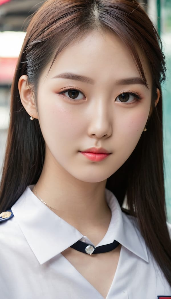 Tags: 21872187, SDXL
{"3": {"inputs": {"seed": 912770884877237, "steps": 64, "cfg": 7.68, "sampler_name": "dpmpp_2m", "scheduler": "karras", "denoise": 1.0, "model": ["27", 0], "positive": ["6", 0], "negative": ["7", 0], "latent_image": ["5", 0]}, "class_type": "KSampler"}, "4": {"inputs": {"ckpt_name": "juggernautXL_v8Rundiffusion.safetensors"}, "class_type": "CheckpointLoaderSimple"}, "5": {"inputs": {"width": 768, "height": 1344, "batch_size": 1}, "class_type": "EmptyLatentImage"}, "6": {"inputs": {"text": "18 year old girl, (korean:1.03), (taiwanese:1.06), (detailed face:1.10), (beautiful eyes:0.97), (blush:1.05), (seductive pose:1.07), (eyelashes:1.03), (seductive facial expression:1.10), (idol:1.01), (cute:0.97), (temptress:1.05), (slim:0.96), (sexy lips:1.08), (pale skin:0.95), (double eyelids:1.11), (perky ass:1.08), (exposed ass:1.03), (looking back:0.98), (sexy ass:1.06), (thigh gap:0.99), (school uniform:1.11), choker, busy street, (RAW:1.08), (natural looking skin:1.06), (textured skin:1.07), (portra:1.03), (candid cinema:1.03), (skin fuzz:1.04), (detailed skin:1.00), (soft lighting:1.07), (film:1.08)", "clip": ["27", 1]}, "class_type": "CLIPTextEncode"}, "7": {"inputs": {"text": "(open mouth:1.05), (distorted:1.14), (worst quality:1.10), (low resolution:1.14), (twisted:1.07), (bad hands:1.13), (watermark:1.12)", "clip": ["27", 1]}, "class_type": "CLIPTextEncode"}, "8": {"inputs": {"samples": ["3", 0], "vae": ["4", 2]}, "class_type": "VAEDecode"}, "25": {"inputs": {"lora_name": "nudify_xl.safetensors", "strength_model": 0.15, "strength_clip": 0.34, "model": ["4", 0], "clip": ["4", 1]}, "class_type": "LoraLoader"}, "26": {"inputs": {"lora_name": "shirtlift_SDXL_v2.safetensors", "strength_model": 0.19, "strength_clip": 0.01, "model": ["25", 0], "clip": ["25", 1]}, "class_type": "LoraLoader"}, "27": {"inputs": {"lora_name": "PerfectEyesXL.safetensors", "strength_model": 0.01, "strength_clip": 0.08, "model": ["26", 0], "clip": ["26", 1]}, "class_type": "LoraLoader"}, "30": {"inputs": {"model_name": "4x_NMKD-Superscale-SP_178000_G.pth"}, "class_type": "UpscaleModelLoader"}, "31": {"inputs": {"upscale_model": ["30", 0], "image": ["8", 0]}, "class_type": "ImageUpscaleWithModel"}, "32": {"inputs": {"upscale_method": "lanczos", "scale_by": 0.5, "image": ["31", 0]}, "class_type": "ImageScaleBy"}, "33": {"inputs": {"pixels": ["32", 0], "vae": ["4", 2]}, "class_type": "VAEEncode"}, "34": {"inputs": {"seed": 912770884877237, "steps": 64, "cfg": 7.68, "sampler_name": "dpmpp_2m", "scheduler": "karras", "denoise": 0.3, "model": ["27", 0], "positive": ["6", 0], "negative": ["7", 0], "latent_image": ["33", 0]}, "class_type": "KSampler"}, "36": {"inputs": {"samples": ["34", 0], "vae": ["4", 2]}, "class_type": "VAEDecode"}, "39": {"inputs": {"filename_prefix": "comfyapi-1708097025369", "images": ["36", 0]}, "class_type": "SaveImage"}}