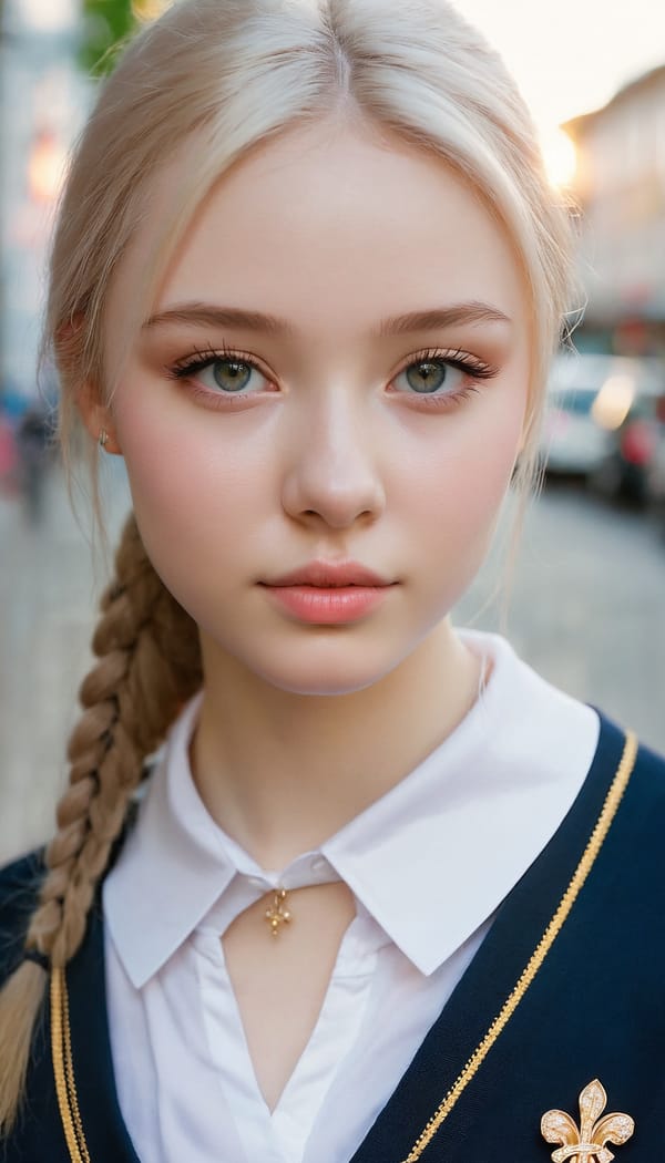 Tags: 21872187, SDXL
{"3": {"inputs": {"seed": 921371834718796, "steps": 64, "cfg": 7.74, "sampler_name": "dpmpp_2m", "scheduler": "karras", "denoise": 1.0, "model": ["27", 0], "positive": ["6", 0], "negative": ["7", 0], "latent_image": ["5", 0]}, "class_type": "KSampler"}, "4": {"inputs": {"ckpt_name": "juggernautxl.safetensors"}, "class_type": "CheckpointLoaderSimple"}, "5": {"inputs": {"width": 768, "height": 1344, "batch_size": 1}, "class_type": "EmptyLatentImage"}, "6": {"inputs": {"text": "19 year old girl, (ukrainian:1.05), (detailed face:0.96), (pale skin:1.05), (blush:1.04), (slim:1.13), (beautiful eyes:0.99), (idol:1.06), (cute:1.03), (sexy lips:1.00), (double eyelids:0.97), (seductive facial expression:0.95), (eyelashes:0.99), (seductive pose:1.10), (in a seductive pose:0.96), (large perky breasts:0.96), (cleavage:1.11), (thigh gap:0.99), (school uniform:0.96), choker, busy street, (candid cinema:1.00), (detailed skin:1.02), (skin fuzz:1.03), (natural looking skin:1.05), (film:1.07), (soft lighting:1.03), (RAW:1.07), (portra:1.00), (textured skin:1.02)", "clip": ["27", 1]}, "class_type": "CLIPTextEncode"}, "7": {"inputs": {"text": "(open mouth:1.11), (distorted:1.10), (worst quality:1.14), (bad hands:1.06), (low resolution:1.08), (watermark:1.11), (twisted:1.12)", "clip": ["27", 1]}, "class_type": "CLIPTextEncode"}, "8": {"inputs": {"samples": ["3", 0], "vae": ["4", 2]}, "class_type": "VAEDecode"}, "25": {"inputs": {"lora_name": "nudify_xl.safetensors", "strength_model": 0.25, "strength_clip": 0.03, "model": ["4", 0], "clip": ["4", 1]}, "class_type": "LoraLoader"}, "26": {"inputs": {"lora_name": "shirtlift_SDXL_v2.safetensors", "strength_model": 0.01, "strength_clip": 0.13, "model": ["25", 0], "clip": ["25", 1]}, "class_type": "LoraLoader"}, "27": {"inputs": {"lora_name": "PerfectEyesXL.safetensors", "strength_model": 0.02, "strength_clip": 0.17, "model": ["26", 0], "clip": ["26", 1]}, "class_type": "LoraLoader"}, "30": {"inputs": {"model_name": "4x_NMKD-Superscale-SP_178000_G.pth"}, "class_type": "UpscaleModelLoader"}, "31": {"inputs": {"upscale_model": ["30", 0], "image": ["8", 0]}, "class_type": "ImageUpscaleWithModel"}, "32": {"inputs": {"upscale_method": "lanczos", "scale_by": 0.5, "image": ["31", 0]}, "class_type": "ImageScaleBy"}, "33": {"inputs": {"pixels": ["32", 0], "vae": ["4", 2]}, "class_type": "VAEEncode"}, "34": {"inputs": {"seed": 921371834718796, "steps": 64, "cfg": 7.74, "sampler_name": "dpmpp_2m", "scheduler": "karras", "denoise": 0.3, "model": ["27", 0], "positive": ["6", 0], "negative": ["7", 0], "latent_image": ["33", 0]}, "class_type": "KSampler"}, "36": {"inputs": {"samples": ["34", 0], "vae": ["4", 2]}, "class_type": "VAEDecode"}, "39": {"inputs": {"filename_prefix": "comfyapi-1734235778427", "images": ["36", 0]}, "class_type": "SaveImage"}}