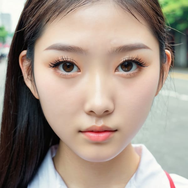 Tags: 21872187, SDXL
{"3": {"inputs": {"seed": 878921406113386, "steps": 64, "cfg": 7.62, "sampler_name": "dpmpp_2m", "scheduler": "karras", "denoise": 1.0, "model": ["27", 0], "positive": ["6", 0], "negative": ["7", 0], "latent_image": ["5", 0]}, "class_type": "KSampler"}, "4": {"inputs": {"ckpt_name": "juggernautxl.safetensors"}, "class_type": "CheckpointLoaderSimple"}, "5": {"inputs": {"width": 1024, "height": 1024, "batch_size": 1}, "class_type": "EmptyLatentImage"}, "6": {"inputs": {"text": "18 year old girl, (taiwanese:1.07), (detailed face:1.00), (temptress:1.03), (beautiful eyes:1.14), (pale skin:1.02), (slim:1.10), (eyelashes:1.11), (double eyelids:1.05), (cute:1.13), (blush:1.02), (seductive facial expression:0.99), (idol:1.12), (on all fours:0.98), (spreading ass cheeks:1.06), (from behind:1.11), (backboob:1.03), (school uniform:0.95), choker, busy street, (detailed skin:1.01), (RAW:1.05), (textured skin:1.00), (film:1.05), (soft lighting:1.01), (natural looking skin:1.04), (candid cinema:1.09), (skin fuzz:1.00), (portra:1.07)", "clip": ["27", 1]}, "class_type": "CLIPTextEncode"}, "7": {"inputs": {"text": "(distorted:1.13), (watermark:1.14), (twisted:1.11), (bad hands:1.08), (worst quality:1.07), (low resolution:1.06), (open mouth:1.14)", "clip": ["27", 1]}, "class_type": "CLIPTextEncode"}, "8": {"inputs": {"samples": ["3", 0], "vae": ["4", 2]}, "class_type": "VAEDecode"}, "25": {"inputs": {"lora_name": "nudify_xl.safetensors", "strength_model": 0.05, "strength_clip": 0.18, "model": ["4", 0], "clip": ["4", 1]}, "class_type": "LoraLoader"}, "26": {"inputs": {"lora_name": "shirtlift_SDXL_v2.safetensors", "strength_model": 0.16, "strength_clip": 0.17, "model": ["25", 0], "clip": ["25", 1]}, "class_type": "LoraLoader"}, "27": {"inputs": {"lora_name": "PerfectEyesXL.safetensors", "strength_model": 0.03, "strength_clip": 0.17, "model": ["26", 0], "clip": ["26", 1]}, "class_type": "LoraLoader"}, "30": {"inputs": {"model_name": "4x_NMKD-Superscale-SP_178000_G.pth"}, "class_type": "UpscaleModelLoader"}, "31": {"inputs": {"upscale_model": ["30", 0], "image": ["8", 0]}, "class_type": "ImageUpscaleWithModel"}, "32": {"inputs": {"upscale_method": "lanczos", "scale_by": 0.5, "image": ["31", 0]}, "class_type": "ImageScaleBy"}, "33": {"inputs": {"pixels": ["32", 0], "vae": ["4", 2]}, "class_type": "VAEEncode"}, "34": {"inputs": {"seed": 878921406113386, "steps": 64, "cfg": 7.62, "sampler_name": "dpmpp_2m", "scheduler": "karras", "denoise": 0.3, "model": ["27", 0], "positive": ["6", 0], "negative": ["7", 0], "latent_image": ["33", 0]}, "class_type": "KSampler"}, "36": {"inputs": {"samples": ["34", 0], "vae": ["4", 2]}, "class_type": "VAEDecode"}, "39": {"inputs": {"filename_prefix": "comfyapi-1718532525594", "images": ["36", 0]}, "class_type": "SaveImage"}}