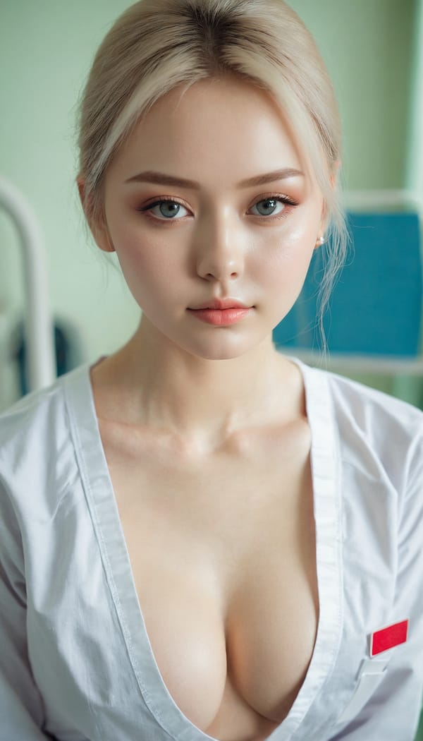 Tags: 21872187, SDXL
{"3": {"inputs": {"seed": 730275802049972, "steps": 32, "cfg": 7.47, "sampler_name": "dpmpp_2m", "scheduler": "karras", "denoise": 1.0, "model": ["27", 0], "positive": ["6", 0], "negative": ["7", 0], "latent_image": ["5", 0]}, "class_type": "KSampler"}, "4": {"inputs": {"ckpt_name": "juggernautxl.safetensors"}, "class_type": "CheckpointLoaderSimple"}, "5": {"inputs": {"width": 768, "height": 1344, "batch_size": 1}, "class_type": "EmptyLatentImage"}, "6": {"inputs": {"text": "21 year old girl, (russian:1.06), (sexy lips:1.01), (blush:0.99), (double eyelids:1.10), (cute:1.08), (idol:0.99), (seductive facial expression:1.14), (slim:1.00), (eyelashes:1.03), (pale skin:0.99), (seductive pose:1.09), (beautiful eyes:1.03), (detailed face:1.01), (temptress:1.05), (in a seductive pose:1.12), (large perky breasts:0.96), (cleavage:1.09), (thigh gap:1.11), (nurse in uniform:0.98) working in a hospital ward, (detailed skin:1.08), (film:1.08), (textured skin:1.09), (soft lighting:1.08), (skin fuzz:1.01), (RAW:1.09), (portra:1.06), (candid cinema:1.02), (natural looking skin:1.01)", "clip": ["27", 1]}, "class_type": "CLIPTextEncode"}, "7": {"inputs": {"text": "(open mouth:1.05), (worst quality:1.13), (twisted:1.09), (low resolution:1.07), (distorted:1.07), (bad hands:1.14), (watermark:1.10)", "clip": ["27", 1]}, "class_type": "CLIPTextEncode"}, "8": {"inputs": {"samples": ["3", 0], "vae": ["4", 2]}, "class_type": "VAEDecode"}, "25": {"inputs": {"lora_name": "nudify_xl.safetensors", "strength_model": 0.02, "strength_clip": 0.18, "model": ["4", 0], "clip": ["4", 1]}, "class_type": "LoraLoader"}, "26": {"inputs": {"lora_name": "shirtlift_SDXL_v2.safetensors", "strength_model": 0.02, "strength_clip": 0.0, "model": ["25", 0], "clip": ["25", 1]}, "class_type": "LoraLoader"}, "27": {"inputs": {"lora_name": "PerfectEyesXL.safetensors", "strength_model": 0.08, "strength_clip": 0.13, "model": ["26", 0], "clip": ["26", 1]}, "class_type": "LoraLoader"}, "30": {"inputs": {"model_name": "4x_NMKD-Superscale-SP_178000_G.pth"}, "class_type": "UpscaleModelLoader"}, "31": {"inputs": {"upscale_model": ["30", 0], "image": ["8", 0]}, "class_type": "ImageUpscaleWithModel"}, "32": {"inputs": {"upscale_method": "lanczos", "scale_by": 0.5, "image": ["31", 0]}, "class_type": "ImageScaleBy"}, "33": {"inputs": {"pixels": ["32", 0], "vae": ["4", 2]}, "class_type": "VAEEncode"}, "34": {"inputs": {"seed": 730275802049972, "steps": 32, "cfg": 7.47, "sampler_name": "dpmpp_2m", "scheduler": "karras", "denoise": 0.3, "model": ["27", 0], "positive": ["6", 0], "negative": ["7", 0], "latent_image": ["33", 0]}, "class_type": "KSampler"}, "36": {"inputs": {"samples": ["34", 0], "vae": ["4", 2]}, "class_type": "VAEDecode"}, "39": {"inputs": {"filename_prefix": "comfyapi-1735715618055", "images": ["36", 0]}, "class_type": "SaveImage"}}