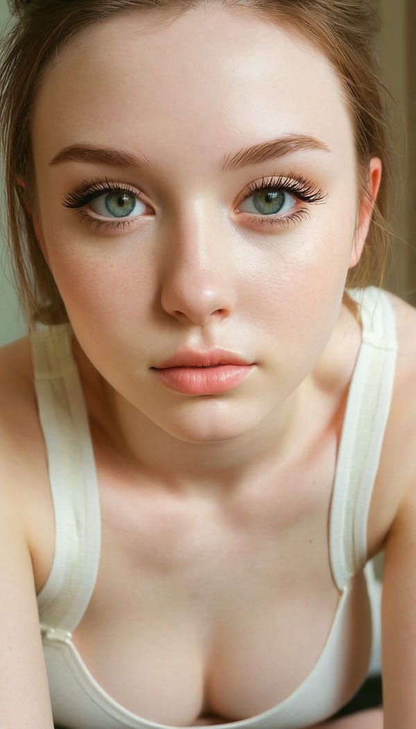 Tags: 21872187, SDXL
{"3": {"inputs": {"seed": 953981090341050, "steps": 64, "cfg": 6.19, "sampler_name": "dpmpp_2m", "scheduler": "karras", "denoise": 1.0, "model": ["27", 0], "positive": ["6", 0], "negative": ["7", 0], "latent_image": ["5", 0]}, "class_type": "KSampler"}, "4": {"inputs": {"ckpt_name": "juggernautxl.safetensors"}, "class_type": "CheckpointLoaderSimple"}, "5": {"inputs": {"width": 768, "height": 1344, "batch_size": 1}, "class_type": "EmptyLatentImage"}, "6": {"inputs": {"text": "20 year old girl, (irish:1.06), (pale skin:0.95), (temptress:1.05), (slim:1.11), (seductive facial expression:1.12), (beautiful eyes:1.04), (eyelashes:1.12), (sexy lips:0.96), (idol:0.96), (seductive pose:1.06), (detailed face:1.07), (blush:1.02), (cute:1.12), (double eyelids:1.03), (on all fours:1.00), (spreading ass cheeks:1.10), (from behind:1.10), (backboob:1.04), (white tanktop:0.98), busy street, (candid cinema:1.03), (portra:1.06), (RAW:1.06), (textured skin:1.00), (film:1.08), (skin fuzz:1.04), (soft lighting:1.01), (natural looking skin:1.09), (detailed skin:1.00)", "clip": ["27", 1]}, "class_type": "CLIPTextEncode"}, "7": {"inputs": {"text": "(open mouth:1.12), (worst quality:1.12), (twisted:1.05), (bad hands:1.07), (distorted:1.05), (low resolution:1.13), (watermark:1.06)", "clip": ["27", 1]}, "class_type": "CLIPTextEncode"}, "8": {"inputs": {"samples": ["3", 0], "vae": ["4", 2]}, "class_type": "VAEDecode"}, "25": {"inputs": {"lora_name": "nudify_xl.safetensors", "strength_model": 0.29, "strength_clip": 0.0, "model": ["4", 0], "clip": ["4", 1]}, "class_type": "LoraLoader"}, "26": {"inputs": {"lora_name": "shirtlift_SDXL_v2.safetensors", "strength_model": 0.11, "strength_clip": 0.1, "model": ["25", 0], "clip": ["25", 1]}, "class_type": "LoraLoader"}, "27": {"inputs": {"lora_name": "PerfectEyesXL.safetensors", "strength_model": 0.07, "strength_clip": 0.11, "model": ["26", 0], "clip": ["26", 1]}, "class_type": "LoraLoader"}, "30": {"inputs": {"model_name": "4x_NMKD-Superscale-SP_178000_G.pth"}, "class_type": "UpscaleModelLoader"}, "31": {"inputs": {"upscale_model": ["30", 0], "image": ["8", 0]}, "class_type": "ImageUpscaleWithModel"}, "32": {"inputs": {"upscale_method": "lanczos", "scale_by": 0.5, "image": ["31", 0]}, "class_type": "ImageScaleBy"}, "33": {"inputs": {"pixels": ["32", 0], "vae": ["4", 2]}, "class_type": "VAEEncode"}, "34": {"inputs": {"seed": 953981090341050, "steps": 64, "cfg": 6.19, "sampler_name": "dpmpp_2m", "scheduler": "karras", "denoise": 0.3, "model": ["27", 0], "positive": ["6", 0], "negative": ["7", 0], "latent_image": ["33", 0]}, "class_type": "KSampler"}, "36": {"inputs": {"samples": ["34", 0], "vae": ["4", 2]}, "class_type": "VAEDecode"}, "39": {"inputs": {"filename_prefix": "comfyapi-1724527200130", "images": ["36", 0]}, "class_type": "SaveImage"}}