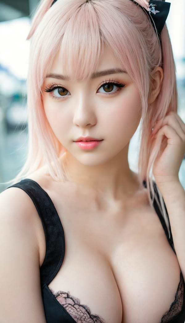 Tags: 21872187, SDXL
{"3": {"inputs": {"seed": 329762596500392, "steps": 64, "cfg": 5.54, "sampler_name": "dpmpp_2m", "scheduler": "karras", "denoise": 1.0, "model": ["27", 0], "positive": ["6", 0], "negative": ["7", 0], "latent_image": ["5", 0]}, "class_type": "KSampler"}, "4": {"inputs": {"ckpt_name": "juggernautxl.safetensors"}, "class_type": "CheckpointLoaderSimple"}, "5": {"inputs": {"width": 768, "height": 1344, "batch_size": 1}, "class_type": "EmptyLatentImage"}, "6": {"inputs": {"text": "26 year old girl, (irish:0.97), (ukrainian:1.10), (taiwanese:0.99), (idol:1.11), (beautiful eyes:1.06), (blush:1.05), (seductive pose:0.95), (slim:0.96), (seductive facial expression:0.98), (pale skin:1.03), (double eyelids:1.14), (eyelashes:1.04), (sexy lips:1.06), (cute:1.11), (temptress:0.96), (in a seductive pose:1.02), (large perky breasts:1.12), (cleavage:0.95), (thigh gap:0.95), (in a cosplay:1.09) at comiket posing for camera, (textured skin:1.01), (detailed skin:1.00), (RAW:1.08), (portra:1.09), (film:1.03), (candid cinema:1.09), (natural looking skin:1.03), (soft lighting:1.03), (skin fuzz:1.07)", "clip": ["27", 1]}, "class_type": "CLIPTextEncode"}, "7": {"inputs": {"text": "(low resolution:1.14), (bad hands:1.13), (twisted:1.11), (worst quality:1.07), (open mouth:1.12), (distorted:1.11)", "clip": ["27", 1]}, "class_type": "CLIPTextEncode"}, "8": {"inputs": {"samples": ["3", 0], "vae": ["4", 2]}, "class_type": "VAEDecode"}, "25": {"inputs": {"lora_name": "nudify_xl.safetensors", "strength_model": 0.18, "strength_clip": 0.01, "model": ["4", 0], "clip": ["4", 1]}, "class_type": "LoraLoader"}, "26": {"inputs": {"lora_name": "shirtlift_SDXL_v2.safetensors", "strength_model": 0.15, "strength_clip": 0.03, "model": ["25", 0], "clip": ["25", 1]}, "class_type": "LoraLoader"}, "27": {"inputs": {"lora_name": "PerfectEyesXL.safetensors", "strength_model": 0.09, "strength_clip": 0.14, "model": ["26", 0], "clip": ["26", 1]}, "class_type": "LoraLoader"}, "30": {"inputs": {"model_name": "4x_NMKD-Superscale-SP_178000_G.pth"}, "class_type": "UpscaleModelLoader"}, "31": {"inputs": {"upscale_model": ["30", 0], "image": ["8", 0]}, "class_type": "ImageUpscaleWithModel"}, "32": {"inputs": {"upscale_method": "lanczos", "scale_by": 0.5, "image": ["31", 0]}, "class_type": "ImageScaleBy"}, "33": {"inputs": {"pixels": ["32", 0], "vae": ["4", 2]}, "class_type": "VAEEncode"}, "34": {"inputs": {"seed": 329762596500392, "steps": 64, "cfg": 5.54, "sampler_name": "dpmpp_2m", "scheduler": "karras", "denoise": 0.3, "model": ["27", 0], "positive": ["6", 0], "negative": ["7", 0], "latent_image": ["33", 0]}, "class_type": "KSampler"}, "36": {"inputs": {"samples": ["34", 0], "vae": ["4", 2]}, "class_type": "VAEDecode"}, "39": {"inputs": {"filename_prefix": "comfyapi-1714821702809", "images": ["36", 0]}, "class_type": "SaveImage"}}