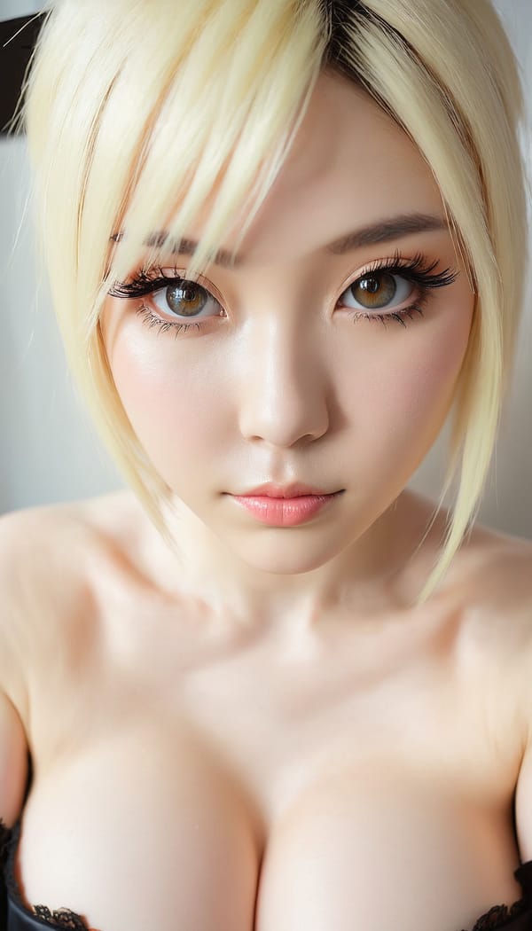 Tags: 21872187, SDXL
{"3": {"inputs": {"seed": 418805620698662, "steps": 32, "cfg": 7.03, "sampler_name": "dpmpp_2m", "scheduler": "karras", "denoise": 1.0, "model": ["27", 0], "positive": ["6", 0], "negative": ["7", 0], "latent_image": ["5", 0]}, "class_type": "KSampler"}, "4": {"inputs": {"ckpt_name": "juggernautxl.safetensors"}, "class_type": "CheckpointLoaderSimple"}, "5": {"inputs": {"width": 768, "height": 1344, "batch_size": 1}, "class_type": "EmptyLatentImage"}, "6": {"inputs": {"text": "28 year old girl, (temptress:1.05), (detailed face:1.13), (eyelashes:1.12), (slim:1.11), (double eyelids:1.14), (beautiful eyes:1.13), (seductive facial expression:1.00), (sexy lips:1.04), (pale skin:1.05), (blush:1.07), (cute:1.04), (on all fours:1.03), (spreading ass cheeks:1.14), (from behind:1.06), (backboob:1.07), (in a cosplay:1.07) at comiket posing for camera, (textured skin:1.00), (detailed skin:1.06), (portra:1.02), (candid cinema:1.01), (natural looking skin:1.03), (skin fuzz:1.00), (RAW:1.00), (film:1.06), (soft lighting:1.02)", "clip": ["27", 1]}, "class_type": "CLIPTextEncode"}, "7": {"inputs": {"text": "(twisted:1.11), (open mouth:1.13), (watermark:1.07), (distorted:1.05), (low resolution:1.09), (bad hands:1.07)", "clip": ["27", 1]}, "class_type": "CLIPTextEncode"}, "8": {"inputs": {"samples": ["3", 0], "vae": ["4", 2]}, "class_type": "VAEDecode"}, "25": {"inputs": {"lora_name": "nudify_xl.safetensors", "strength_model": 0.1, "strength_clip": 0.15, "model": ["4", 0], "clip": ["4", 1]}, "class_type": "LoraLoader"}, "26": {"inputs": {"lora_name": "shirtlift_SDXL_v2.safetensors", "strength_model": 0.09, "strength_clip": 0.05, "model": ["25", 0], "clip": ["25", 1]}, "class_type": "LoraLoader"}, "27": {"inputs": {"lora_name": "PerfectEyesXL.safetensors", "strength_model": 0.14, "strength_clip": 0.17, "model": ["26", 0], "clip": ["26", 1]}, "class_type": "LoraLoader"}, "30": {"inputs": {"model_name": "4x_NMKD-Superscale-SP_178000_G.pth"}, "class_type": "UpscaleModelLoader"}, "31": {"inputs": {"upscale_model": ["30", 0], "image": ["8", 0]}, "class_type": "ImageUpscaleWithModel"}, "32": {"inputs": {"upscale_method": "lanczos", "scale_by": 0.5, "image": ["31", 0]}, "class_type": "ImageScaleBy"}, "33": {"inputs": {"pixels": ["32", 0], "vae": ["4", 2]}, "class_type": "VAEEncode"}, "34": {"inputs": {"seed": 418805620698662, "steps": 32, "cfg": 7.03, "sampler_name": "dpmpp_2m", "scheduler": "karras", "denoise": 0.3, "model": ["27", 0], "positive": ["6", 0], "negative": ["7", 0], "latent_image": ["33", 0]}, "class_type": "KSampler"}, "36": {"inputs": {"samples": ["34", 0], "vae": ["4", 2]}, "class_type": "VAEDecode"}, "39": {"inputs": {"filename_prefix": "comfyapi-1725095736880", "images": ["36", 0]}, "class_type": "SaveImage"}}