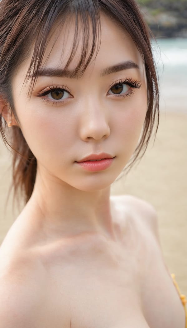 Tags: 21872187, SDXL
{"3": {"inputs": {"seed": 113814098979795, "steps": 32, "cfg": 6.03, "sampler_name": "dpmpp_2m", "scheduler": "karras", "denoise": 1.0, "model": ["27", 0], "positive": ["6", 0], "negative": ["7", 0], "latent_image": ["5", 0]}, "class_type": "KSampler"}, "4": {"inputs": {"ckpt_name": "juggernautxl.safetensors"}, "class_type": "CheckpointLoaderSimple"}, "5": {"inputs": {"width": 768, "height": 1344, "batch_size": 1}, "class_type": "EmptyLatentImage"}, "6": {"inputs": {"text": "26 year old girl, (irish:1.09), (japanese:1.06), (slim:1.11), (seductive facial expression:1.07), (seductive pose:1.11), (temptress:1.10), (eyelashes:1.12), (detailed face:0.98), (cute:1.08), (idol:0.99), (sexy lips:1.08), (pale skin:1.13), (blush:1.07), (double eyelids:1.08), (beautiful eyes:1.09), (perky ass:1.01), (exposed ass:0.98), (looking back:0.96), (sexy ass:1.08), (thigh gap:0.96), wearing (bikini:1.09) at a beach, (skin fuzz:1.04), (soft lighting:1.04), (textured skin:1.05), (portra:1.00), (candid cinema:1.00), (RAW:1.05), (film:1.01), (detailed skin:1.02), (natural looking skin:1.01)", "clip": ["27", 1]}, "class_type": "CLIPTextEncode"}, "7": {"inputs": {"text": "(open mouth:1.12), (distorted:1.14), (worst quality:1.11), (watermark:1.12), (twisted:1.12), (bad hands:1.09), (low resolution:1.12)", "clip": ["27", 1]}, "class_type": "CLIPTextEncode"}, "8": {"inputs": {"samples": ["3", 0], "vae": ["4", 2]}, "class_type": "VAEDecode"}, "25": {"inputs": {"lora_name": "nudify_xl.safetensors", "strength_model": 0.05, "strength_clip": 0.2, "model": ["4", 0], "clip": ["4", 1]}, "class_type": "LoraLoader"}, "26": {"inputs": {"lora_name": "shirtlift_SDXL_v2.safetensors", "strength_model": 0.08, "strength_clip": 0.07, "model": ["25", 0], "clip": ["25", 1]}, "class_type": "LoraLoader"}, "27": {"inputs": {"lora_name": "PerfectEyesXL.safetensors", "strength_model": 0.01, "strength_clip": 0.08, "model": ["26", 0], "clip": ["26", 1]}, "class_type": "LoraLoader"}, "30": {"inputs": {"model_name": "4x_NMKD-Superscale-SP_178000_G.pth"}, "class_type": "UpscaleModelLoader"}, "31": {"inputs": {"upscale_model": ["30", 0], "image": ["8", 0]}, "class_type": "ImageUpscaleWithModel"}, "32": {"inputs": {"upscale_method": "lanczos", "scale_by": 0.5, "image": ["31", 0]}, "class_type": "ImageScaleBy"}, "33": {"inputs": {"pixels": ["32", 0], "vae": ["4", 2]}, "class_type": "VAEEncode"}, "34": {"inputs": {"seed": 113814098979795, "steps": 32, "cfg": 6.03, "sampler_name": "dpmpp_2m", "scheduler": "karras", "denoise": 0.3, "model": ["27", 0], "positive": ["6", 0], "negative": ["7", 0], "latent_image": ["33", 0]}, "class_type": "KSampler"}, "36": {"inputs": {"samples": ["34", 0], "vae": ["4", 2]}, "class_type": "VAEDecode"}, "39": {"inputs": {"filename_prefix": "comfyapi-1728363856790", "images": ["36", 0]}, "class_type": "SaveImage"}}