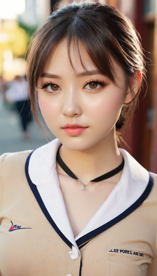 Tags: 21872187, SDXL
{"3": {"inputs": {"seed": 447853198216167, "steps": 64, "cfg": 7.17, "sampler_name": "dpmpp_2m", "scheduler": "karras", "denoise": 1.0, "model": ["27", 0], "positive": ["6", 0], "negative": ["7", 0], "latent_image": ["5", 0]}, "class_type": "KSampler"}, "4": {"inputs": {"ckpt_name": "juggernautxl.safetensors"}, "class_type": "CheckpointLoaderSimple"}, "5": {"inputs": {"width": 768, "height": 1344, "batch_size": 1}, "class_type": "EmptyLatentImage"}, "6": {"inputs": {"text": "25 year old girl, (sexy lips:1.10), (beautiful eyes:1.02), (temptress:0.96), (eyelashes:0.96), (blush:0.99), (detailed face:1.14), (seductive facial expression:0.96), (pale skin:1.01), (double eyelids:1.08), (seductive pose:1.04), (slim:1.02), (cute:1.12), (idol:1.10), (in a seductive pose:1.04), (large perky breasts:1.11), (cleavage:1.01), (thigh gap:1.10), (school uniform:1.12), choker, busy street, (portra:1.03), (textured skin:1.03), (detailed skin:1.04), (natural looking skin:1.06), (candid cinema:1.03), (soft lighting:1.06), (skin fuzz:1.02), (film:1.09), (RAW:1.01)", "clip": ["27", 1]}, "class_type": "CLIPTextEncode"}, "7": {"inputs": {"text": "(distorted:1.13), (low resolution:1.11), (bad hands:1.13), (worst quality:1.05), (watermark:1.12), (open mouth:1.14), (twisted:1.07)", "clip": ["27", 1]}, "class_type": "CLIPTextEncode"}, "8": {"inputs": {"samples": ["3", 0], "vae": ["4", 2]}, "class_type": "VAEDecode"}, "25": {"inputs": {"lora_name": "nudify_xl.safetensors", "strength_model": 0.17, "strength_clip": 0.35, "model": ["4", 0], "clip": ["4", 1]}, "class_type": "LoraLoader"}, "26": {"inputs": {"lora_name": "shirtlift_SDXL_v2.safetensors", "strength_model": 0.15, "strength_clip": 0.17, "model": ["25", 0], "clip": ["25", 1]}, "class_type": "LoraLoader"}, "27": {"inputs": {"lora_name": "PerfectEyesXL.safetensors", "strength_model": 0.18, "strength_clip": 0.0, "model": ["26", 0], "clip": ["26", 1]}, "class_type": "LoraLoader"}, "30": {"inputs": {"model_name": "4x_NMKD-Superscale-SP_178000_G.pth"}, "class_type": "UpscaleModelLoader"}, "31": {"inputs": {"upscale_model": ["30", 0], "image": ["8", 0]}, "class_type": "ImageUpscaleWithModel"}, "32": {"inputs": {"upscale_method": "lanczos", "scale_by": 0.5, "image": ["31", 0]}, "class_type": "ImageScaleBy"}, "33": {"inputs": {"pixels": ["32", 0], "vae": ["4", 2]}, "class_type": "VAEEncode"}, "34": {"inputs": {"seed": 447853198216167, "steps": 64, "cfg": 7.17, "sampler_name": "dpmpp_2m", "scheduler": "karras", "denoise": 0.3, "model": ["27", 0], "positive": ["6", 0], "negative": ["7", 0], "latent_image": ["33", 0]}, "class_type": "KSampler"}, "36": {"inputs": {"samples": ["34", 0], "vae": ["4", 2]}, "class_type": "VAEDecode"}, "39": {"inputs": {"filename_prefix": "comfyapi-1728242409618", "images": ["36", 0]}, "class_type": "SaveImage"}}