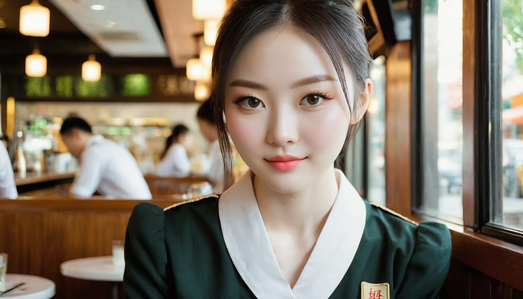 Tags: 21872187, SDXL
{"3": {"inputs": {"seed": 253818905845430, "steps": 64, "cfg": 6.79, "sampler_name": "dpmpp_2m", "scheduler": "karras", "denoise": 1.0, "model": ["27", 0], "positive": ["6", 0], "negative": ["7", 0], "latent_image": ["5", 0]}, "class_type": "KSampler"}, "4": {"inputs": {"ckpt_name": "juggernautxl.safetensors"}, "class_type": "CheckpointLoaderSimple"}, "5": {"inputs": {"width": 1344, "height": 768, "batch_size": 1}, "class_type": "EmptyLatentImage"}, "6": {"inputs": {"text": "26 year old girl, (irish:0.96), (chinese:1.03), (temptress:1.00), (pale skin:0.95), (detailed face:1.12), (slim:0.96), (beautiful eyes:0.98), (eyelashes:1.01), (double eyelids:1.11), (seductive pose:0.97), (seductive facial expression:1.04), (blush:1.03), (cute:1.13), (perky ass:1.06), (exposed ass:1.03), (looking back:0.97), (sexy ass:1.02), (thigh gap:1.11), (a waitress in uniform:0.95) working at a restaurant, (skin fuzz:1.08), (portra:1.08), (detailed skin:1.03), (soft lighting:1.01), (RAW:1.07), (candid cinema:1.08), (film:1.06), (natural looking skin:1.04)", "clip": ["27", 1]}, "class_type": "CLIPTextEncode"}, "7": {"inputs": {"text": "(twisted:1.08), (open mouth:1.10), (distorted:1.14), (watermark:1.05), (bad hands:1.10), (worst quality:1.10), (low resolution:1.07)", "clip": ["27", 1]}, "class_type": "CLIPTextEncode"}, "8": {"inputs": {"samples": ["3", 0], "vae": ["4", 2]}, "class_type": "VAEDecode"}, "25": {"inputs": {"lora_name": "nudify_xl.safetensors", "strength_model": 0.17, "strength_clip": 0.35, "model": ["4", 0], "clip": ["4", 1]}, "class_type": "LoraLoader"}, "26": {"inputs": {"lora_name": "shirtlift_SDXL_v2.safetensors", "strength_model": 0.0, "strength_clip": 0.15, "model": ["25", 0], "clip": ["25", 1]}, "class_type": "LoraLoader"}, "27": {"inputs": {"lora_name": "PerfectEyesXL.safetensors", "strength_model": 0.0, "strength_clip": 0.1, "model": ["26", 0], "clip": ["26", 1]}, "class_type": "LoraLoader"}, "30": {"inputs": {"model_name": "4x_NMKD-Superscale-SP_178000_G.pth"}, "class_type": "UpscaleModelLoader"}, "31": {"inputs": {"upscale_model": ["30", 0], "image": ["8", 0]}, "class_type": "ImageUpscaleWithModel"}, "32": {"inputs": {"upscale_method": "lanczos", "scale_by": 0.5, "image": ["31", 0]}, "class_type": "ImageScaleBy"}, "33": {"inputs": {"pixels": ["32", 0], "vae": ["4", 2]}, "class_type": "VAEEncode"}, "34": {"inputs": {"seed": 253818905845430, "steps": 64, "cfg": 6.79, "sampler_name": "dpmpp_2m", "scheduler": "karras", "denoise": 0.3, "model": ["27", 0], "positive": ["6", 0], "negative": ["7", 0], "latent_image": ["33", 0]}, "class_type": "KSampler"}, "36": {"inputs": {"samples": ["34", 0], "vae": ["4", 2]}, "class_type": "VAEDecode"}, "39": {"inputs": {"filename_prefix": "comfyapi-1732277866233", "images": ["36", 0]}, "class_type": "SaveImage"}}