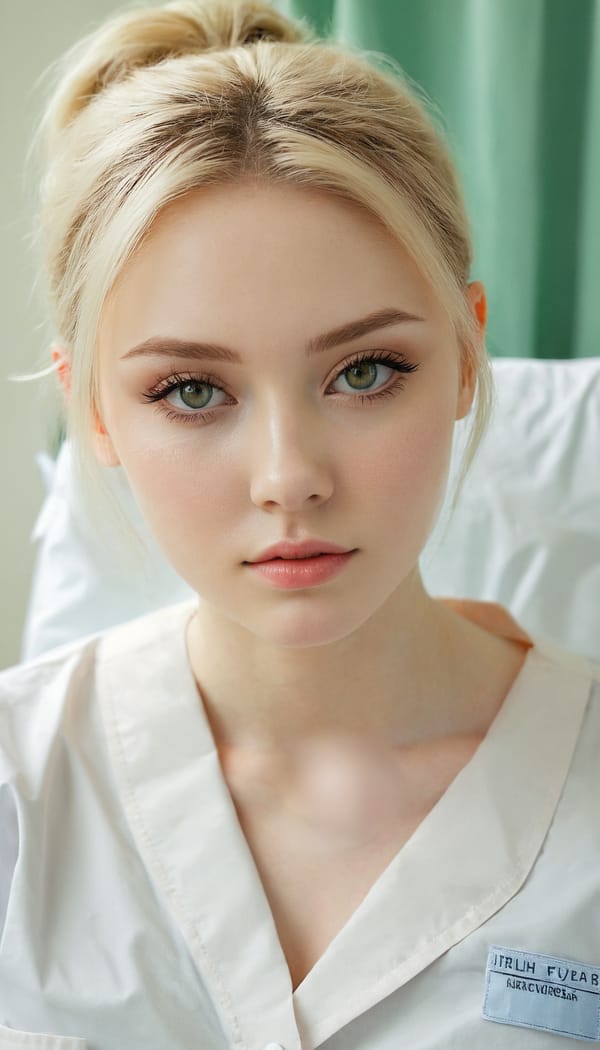 Tags: 21872187, SDXL
{"3": {"inputs": {"seed": 874806081394687, "steps": 64, "cfg": 6.06, "sampler_name": "dpmpp_2m", "scheduler": "karras", "denoise": 1.0, "model": ["27", 0], "positive": ["6", 0], "negative": ["7", 0], "latent_image": ["5", 0]}, "class_type": "KSampler"}, "4": {"inputs": {"ckpt_name": "juggernautxl.safetensors"}, "class_type": "CheckpointLoaderSimple"}, "5": {"inputs": {"width": 768, "height": 1344, "batch_size": 1}, "class_type": "EmptyLatentImage"}, "6": {"inputs": {"text": "22 year old girl, (irish:1.12), (detailed face:1.08), (idol:0.95), (sexy lips:1.09), (blush:0.96), (seductive facial expression:0.97), (slim:1.11), (double eyelids:1.03), (cute:0.97), (beautiful eyes:1.13), (pale skin:1.07), (temptress:1.08), (seductive pose:1.13), (eyelashes:0.95), (in a seductive pose:1.00), (large perky breasts:1.06), (cleavage:0.97), (thigh gap:1.04), (nurse in uniform:0.98) working in a hospital ward, (soft lighting:1.02), (film:1.06), (RAW:1.07), (portra:1.07), (detailed skin:1.00), (natural looking skin:1.01), (candid cinema:1.08), (textured skin:1.04), (skin fuzz:1.09)", "clip": ["27", 1]}, "class_type": "CLIPTextEncode"}, "7": {"inputs": {"text": "(low resolution:1.05), (open mouth:1.10), (bad hands:1.05), (distorted:1.07), (worst quality:1.06), (watermark:1.13), (twisted:1.11)", "clip": ["27", 1]}, "class_type": "CLIPTextEncode"}, "8": {"inputs": {"samples": ["3", 0], "vae": ["4", 2]}, "class_type": "VAEDecode"}, "25": {"inputs": {"lora_name": "nudify_xl.safetensors", "strength_model": 0.3, "strength_clip": 0.03, "model": ["4", 0], "clip": ["4", 1]}, "class_type": "LoraLoader"}, "26": {"inputs": {"lora_name": "shirtlift_SDXL_v2.safetensors", "strength_model": 0.09, "strength_clip": 0.06, "model": ["25", 0], "clip": ["25", 1]}, "class_type": "LoraLoader"}, "27": {"inputs": {"lora_name": "PerfectEyesXL.safetensors", "strength_model": 0.01, "strength_clip": 0.0, "model": ["26", 0], "clip": ["26", 1]}, "class_type": "LoraLoader"}, "30": {"inputs": {"model_name": "4x_NMKD-Superscale-SP_178000_G.pth"}, "class_type": "UpscaleModelLoader"}, "31": {"inputs": {"upscale_model": ["30", 0], "image": ["8", 0]}, "class_type": "ImageUpscaleWithModel"}, "32": {"inputs": {"upscale_method": "lanczos", "scale_by": 0.5, "image": ["31", 0]}, "class_type": "ImageScaleBy"}, "33": {"inputs": {"pixels": ["32", 0], "vae": ["4", 2]}, "class_type": "VAEEncode"}, "34": {"inputs": {"seed": 874806081394687, "steps": 64, "cfg": 6.06, "sampler_name": "dpmpp_2m", "scheduler": "karras", "denoise": 0.3, "model": ["27", 0], "positive": ["6", 0], "negative": ["7", 0], "latent_image": ["33", 0]}, "class_type": "KSampler"}, "36": {"inputs": {"samples": ["34", 0], "vae": ["4", 2]}, "class_type": "VAEDecode"}, "39": {"inputs": {"filename_prefix": "comfyapi-1716722321839", "images": ["36", 0]}, "class_type": "SaveImage"}}