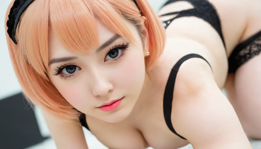Tags: 21872187, SDXL
{"3": {"inputs": {"seed": 787671438101595, "steps": 32, "cfg": 6.5, "sampler_name": "dpmpp_2m", "scheduler": "karras", "denoise": 1.0, "model": ["27", 0], "positive": ["6", 0], "negative": ["7", 0], "latent_image": ["5", 0]}, "class_type": "KSampler"}, "4": {"inputs": {"ckpt_name": "juggernautXL_v8Rundiffusion.safetensors"}, "class_type": "CheckpointLoaderSimple"}, "5": {"inputs": {"width": 1344, "height": 768, "batch_size": 1}, "class_type": "EmptyLatentImage"}, "6": {"inputs": {"text": "26 year old girl, (cute:0.98), (seductive pose:1.06), (beautiful eyes:1.08), (detailed face:1.03), (pale skin:0.95), (idol:1.10), (eyelashes:1.11), (slim:1.11), (temptress:0.98), (sexy lips:1.10), (double eyelids:0.95), (seductive facial expression:1.09), (blush:1.09), (on all fours:1.08), (spreading ass cheeks:1.02), (from behind:1.09), (backboob:0.98), (in a cosplay:1.03) at comiket posing for camera, (candid cinema:1.03), (textured skin:1.06), (detailed skin:1.09), (skin fuzz:1.08), (film:1.03), (RAW:1.09), (portra:1.02), (natural looking skin:1.04), (soft lighting:1.07)", "clip": ["27", 1]}, "class_type": "CLIPTextEncode"}, "7": {"inputs": {"text": "(low resolution:1.12), (watermark:1.13), (distorted:1.13), (bad hands:1.10), (twisted:1.14), (open mouth:1.12), (worst quality:1.05)", "clip": ["27", 1]}, "class_type": "CLIPTextEncode"}, "8": {"inputs": {"samples": ["3", 0], "vae": ["4", 2]}, "class_type": "VAEDecode"}, "25": {"inputs": {"lora_name": "nudify_xl.safetensors", "strength_model": 0.27, "strength_clip": 0.11, "model": ["4", 0], "clip": ["4", 1]}, "class_type": "LoraLoader"}, "26": {"inputs": {"lora_name": "shirtlift_SDXL_v2.safetensors", "strength_model": 0.18, "strength_clip": 0.0, "model": ["25", 0], "clip": ["25", 1]}, "class_type": "LoraLoader"}, "27": {"inputs": {"lora_name": "PerfectEyesXL.safetensors", "strength_model": 0.1, "strength_clip": 0.14, "model": ["26", 0], "clip": ["26", 1]}, "class_type": "LoraLoader"}, "30": {"inputs": {"model_name": "4x_NMKD-Superscale-SP_178000_G.pth"}, "class_type": "UpscaleModelLoader"}, "31": {"inputs": {"upscale_model": ["30", 0], "image": ["8", 0]}, "class_type": "ImageUpscaleWithModel"}, "32": {"inputs": {"upscale_method": "lanczos", "scale_by": 0.5, "image": ["31", 0]}, "class_type": "ImageScaleBy"}, "33": {"inputs": {"pixels": ["32", 0], "vae": ["4", 2]}, "class_type": "VAEEncode"}, "34": {"inputs": {"seed": 787671438101595, "steps": 32, "cfg": 6.5, "sampler_name": "dpmpp_2m", "scheduler": "karras", "denoise": 0.3, "model": ["27", 0], "positive": ["6", 0], "negative": ["7", 0], "latent_image": ["33", 0]}, "class_type": "KSampler"}, "36": {"inputs": {"samples": ["34", 0], "vae": ["4", 2]}, "class_type": "VAEDecode"}, "39": {"inputs": {"filename_prefix": "comfyapi-1709597519181", "images": ["36", 0]}, "class_type": "SaveImage"}}