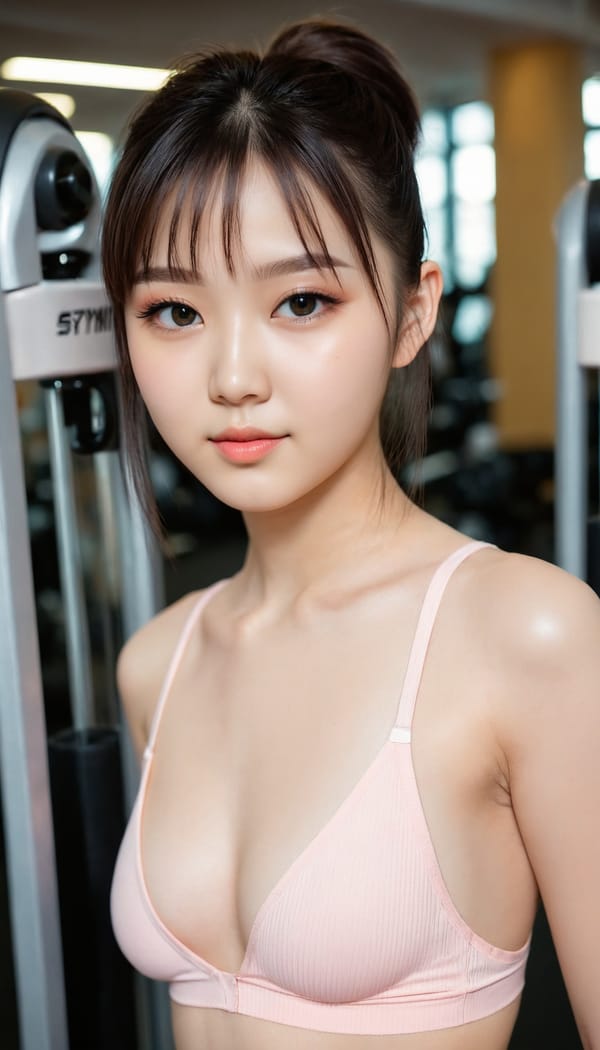 Tags: 21872187, SDXL
{"3": {"inputs": {"seed": 729494086722189, "steps": 64, "cfg": 7.68, "sampler_name": "dpmpp_2m", "scheduler": "karras", "denoise": 1.0, "model": ["27", 0], "positive": ["6", 0], "negative": ["7", 0], "latent_image": ["5", 0]}, "class_type": "KSampler"}, "4": {"inputs": {"ckpt_name": "juggernautXL_v8Rundiffusion.safetensors"}, "class_type": "CheckpointLoaderSimple"}, "5": {"inputs": {"width": 768, "height": 1344, "batch_size": 1}, "class_type": "EmptyLatentImage"}, "6": {"inputs": {"text": "19 year old girl, (japanese:0.95), (ukrainian:1.01), (detailed face:1.09), (cute:1.09), (double eyelids:1.03), (idol:1.11), (eyelashes:1.00), (slim:1.09), (sexy lips:0.95), (temptress:1.04), (seductive facial expression:1.05), (beautiful eyes:1.04), (blush:1.03), (seductive pose:1.04), (pale skin:0.99), (perky ass:1.10), (exposed ass:1.04), (looking back:1.13), (sexy ass:1.04), (thigh gap:1.00), (in skimpy gym outfit:0.97) at a gym, (detailed skin:1.04), (candid cinema:1.01), (textured skin:1.03), (skin fuzz:1.08), (portra:1.07), (film:1.05), (soft lighting:1.03), (RAW:1.06), (natural looking skin:1.05)", "clip": ["27", 1]}, "class_type": "CLIPTextEncode"}, "7": {"inputs": {"text": "(low resolution:1.09), (distorted:1.06), (open mouth:1.08), (worst quality:1.10), (bad hands:1.10), (watermark:1.10), (twisted:1.08)", "clip": ["27", 1]}, "class_type": "CLIPTextEncode"}, "8": {"inputs": {"samples": ["3", 0], "vae": ["4", 2]}, "class_type": "VAEDecode"}, "25": {"inputs": {"lora_name": "nudify_xl.safetensors", "strength_model": 0.04, "strength_clip": 0.33, "model": ["4", 0], "clip": ["4", 1]}, "class_type": "LoraLoader"}, "26": {"inputs": {"lora_name": "shirtlift_SDXL_v2.safetensors", "strength_model": 0.08, "strength_clip": 0.09, "model": ["25", 0], "clip": ["25", 1]}, "class_type": "LoraLoader"}, "27": {"inputs": {"lora_name": "PerfectEyesXL.safetensors", "strength_model": 0.07, "strength_clip": 0.12, "model": ["26", 0], "clip": ["26", 1]}, "class_type": "LoraLoader"}, "30": {"inputs": {"model_name": "4x_NMKD-Superscale-SP_178000_G.pth"}, "class_type": "UpscaleModelLoader"}, "31": {"inputs": {"upscale_model": ["30", 0], "image": ["8", 0]}, "class_type": "ImageUpscaleWithModel"}, "32": {"inputs": {"upscale_method": "lanczos", "scale_by": 0.5, "image": ["31", 0]}, "class_type": "ImageScaleBy"}, "33": {"inputs": {"pixels": ["32", 0], "vae": ["4", 2]}, "class_type": "VAEEncode"}, "34": {"inputs": {"seed": 729494086722189, "steps": 64, "cfg": 7.68, "sampler_name": "dpmpp_2m", "scheduler": "karras", "denoise": 0.3, "model": ["27", 0], "positive": ["6", 0], "negative": ["7", 0], "latent_image": ["33", 0]}, "class_type": "KSampler"}, "36": {"inputs": {"samples": ["34", 0], "vae": ["4", 2]}, "class_type": "VAEDecode"}, "39": {"inputs": {"filename_prefix": "comfyapi-1707762111169", "images": ["36", 0]}, "class_type": "SaveImage"}}