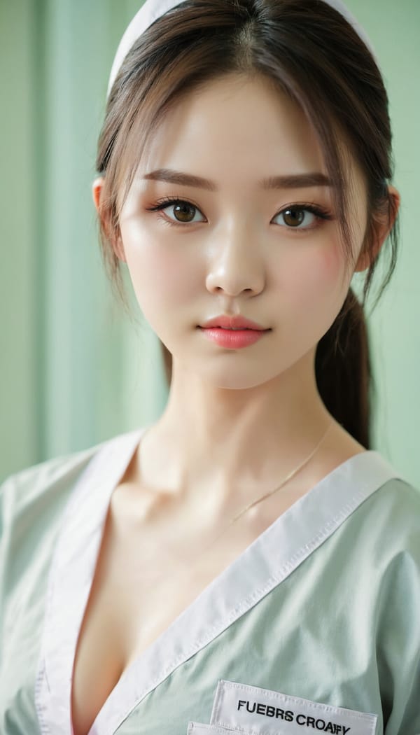 Tags: 21872187, SDXL
{"3": {"inputs": {"seed": 857146506067970, "steps": 32, "cfg": 7.51, "sampler_name": "dpmpp_2m", "scheduler": "karras", "denoise": 1.0, "model": ["27", 0], "positive": ["6", 0], "negative": ["7", 0], "latent_image": ["5", 0]}, "class_type": "KSampler"}, "4": {"inputs": {"ckpt_name": "juggernautxl.safetensors"}, "class_type": "CheckpointLoaderSimple"}, "5": {"inputs": {"width": 768, "height": 1344, "batch_size": 1}, "class_type": "EmptyLatentImage"}, "6": {"inputs": {"text": "20 year old girl, (detailed face:1.08), (double eyelids:0.95), (seductive facial expression:1.03), (beautiful eyes:1.10), (blush:1.13), (cute:0.96), (seductive pose:1.13), (temptress:1.06), (idol:0.99), (sexy lips:0.97), (eyelashes:1.00), (slim:1.12), (pale skin:0.99), (in a seductive pose:0.95), (large perky breasts:1.10), (cleavage:1.01), (thigh gap:1.04), (nurse in uniform:1.00) working in a hospital ward, (detailed skin:1.04), (skin fuzz:1.01), (film:1.07), (RAW:1.00), (soft lighting:1.03), (textured skin:1.01), (candid cinema:1.05), (natural looking skin:1.04), (portra:1.06)", "clip": ["27", 1]}, "class_type": "CLIPTextEncode"}, "7": {"inputs": {"text": "(twisted:1.09), (open mouth:1.05), (watermark:1.10), (worst quality:1.05), (low resolution:1.09), (distorted:1.12), (bad hands:1.07)", "clip": ["27", 1]}, "class_type": "CLIPTextEncode"}, "8": {"inputs": {"samples": ["3", 0], "vae": ["4", 2]}, "class_type": "VAEDecode"}, "25": {"inputs": {"lora_name": "nudify_xl.safetensors", "strength_model": 0.08, "strength_clip": 0.39, "model": ["4", 0], "clip": ["4", 1]}, "class_type": "LoraLoader"}, "26": {"inputs": {"lora_name": "shirtlift_SDXL_v2.safetensors", "strength_model": 0.03, "strength_clip": 0.09, "model": ["25", 0], "clip": ["25", 1]}, "class_type": "LoraLoader"}, "27": {"inputs": {"lora_name": "PerfectEyesXL.safetensors", "strength_model": 0.18, "strength_clip": 0.11, "model": ["26", 0], "clip": ["26", 1]}, "class_type": "LoraLoader"}, "30": {"inputs": {"model_name": "4x_NMKD-Superscale-SP_178000_G.pth"}, "class_type": "UpscaleModelLoader"}, "31": {"inputs": {"upscale_model": ["30", 0], "image": ["8", 0]}, "class_type": "ImageUpscaleWithModel"}, "32": {"inputs": {"upscale_method": "lanczos", "scale_by": 0.5, "image": ["31", 0]}, "class_type": "ImageScaleBy"}, "33": {"inputs": {"pixels": ["32", 0], "vae": ["4", 2]}, "class_type": "VAEEncode"}, "34": {"inputs": {"seed": 857146506067970, "steps": 32, "cfg": 7.51, "sampler_name": "dpmpp_2m", "scheduler": "karras", "denoise": 0.3, "model": ["27", 0], "positive": ["6", 0], "negative": ["7", 0], "latent_image": ["33", 0]}, "class_type": "KSampler"}, "36": {"inputs": {"samples": ["34", 0], "vae": ["4", 2]}, "class_type": "VAEDecode"}, "39": {"inputs": {"filename_prefix": "comfyapi-1716138526666", "images": ["36", 0]}, "class_type": "SaveImage"}}