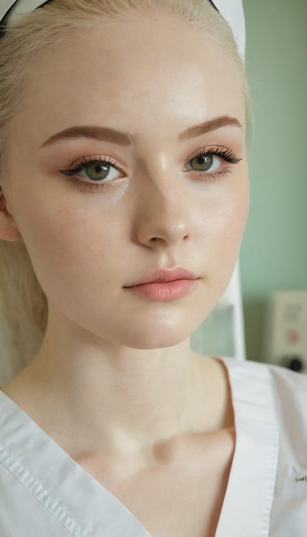 Tags: 21872187, SDXL
{"3": {"inputs": {"seed": 560042448626510, "steps": 32, "cfg": 5.19, "sampler_name": "dpmpp_2m", "scheduler": "karras", "denoise": 1.0, "model": ["27", 0], "positive": ["6", 0], "negative": ["7", 0], "latent_image": ["5", 0]}, "class_type": "KSampler"}, "4": {"inputs": {"ckpt_name": "juggernautxl.safetensors"}, "class_type": "CheckpointLoaderSimple"}, "5": {"inputs": {"width": 768, "height": 1344, "batch_size": 1}, "class_type": "EmptyLatentImage"}, "6": {"inputs": {"text": "24 year old girl, (irish:1.04), (seductive facial expression:1.10), (temptress:1.06), (sexy lips:1.00), (cute:1.14), (beautiful eyes:1.07), (double eyelids:1.05), (pale skin:1.06), (detailed face:1.00), (eyelashes:0.97), (blush:0.99), (idol:1.04), (slim:1.06), (perky ass:1.02), (exposed ass:1.09), (looking back:0.99), (sexy ass:1.08), (thigh gap:1.05), (nurse in uniform:1.00) working in a hospital ward, (film:1.09), (candid cinema:1.06), (textured skin:1.06), (soft lighting:1.07), (natural looking skin:1.06), (skin fuzz:1.08), (RAW:1.02), (detailed skin:1.07), (portra:1.05)", "clip": ["27", 1]}, "class_type": "CLIPTextEncode"}, "7": {"inputs": {"text": "(bad hands:1.05), (twisted:1.13), (worst quality:1.11), (watermark:1.12), (low resolution:1.07), (distorted:1.10), (open mouth:1.06)", "clip": ["27", 1]}, "class_type": "CLIPTextEncode"}, "8": {"inputs": {"samples": ["3", 0], "vae": ["4", 2]}, "class_type": "VAEDecode"}, "25": {"inputs": {"lora_name": "nudify_xl.safetensors", "strength_model": 0.28, "strength_clip": 0.2, "model": ["4", 0], "clip": ["4", 1]}, "class_type": "LoraLoader"}, "26": {"inputs": {"lora_name": "shirtlift_SDXL_v2.safetensors", "strength_model": 0.0, "strength_clip": 0.15, "model": ["25", 0], "clip": ["25", 1]}, "class_type": "LoraLoader"}, "27": {"inputs": {"lora_name": "PerfectEyesXL.safetensors", "strength_model": 0.01, "strength_clip": 0.18, "model": ["26", 0], "clip": ["26", 1]}, "class_type": "LoraLoader"}, "30": {"inputs": {"model_name": "4x_NMKD-Superscale-SP_178000_G.pth"}, "class_type": "UpscaleModelLoader"}, "31": {"inputs": {"upscale_model": ["30", 0], "image": ["8", 0]}, "class_type": "ImageUpscaleWithModel"}, "32": {"inputs": {"upscale_method": "lanczos", "scale_by": 0.5, "image": ["31", 0]}, "class_type": "ImageScaleBy"}, "33": {"inputs": {"pixels": ["32", 0], "vae": ["4", 2]}, "class_type": "VAEEncode"}, "34": {"inputs": {"seed": 560042448626510, "steps": 32, "cfg": 5.19, "sampler_name": "dpmpp_2m", "scheduler": "karras", "denoise": 0.3, "model": ["27", 0], "positive": ["6", 0], "negative": ["7", 0], "latent_image": ["33", 0]}, "class_type": "KSampler"}, "36": {"inputs": {"samples": ["34", 0], "vae": ["4", 2]}, "class_type": "VAEDecode"}, "39": {"inputs": {"filename_prefix": "comfyapi-1716066543232", "images": ["36", 0]}, "class_type": "SaveImage"}}