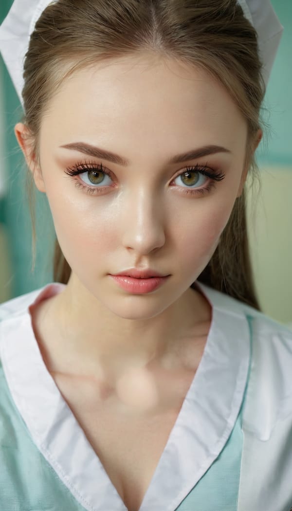 Tags: 21872187, SDXL
{"3": {"inputs": {"seed": 249925476035875, "steps": 64, "cfg": 7.55, "sampler_name": "dpmpp_2m", "scheduler": "karras", "denoise": 1.0, "model": ["27", 0], "positive": ["6", 0], "negative": ["7", 0], "latent_image": ["5", 0]}, "class_type": "KSampler"}, "4": {"inputs": {"ckpt_name": "juggernautxl.safetensors"}, "class_type": "CheckpointLoaderSimple"}, "5": {"inputs": {"width": 768, "height": 1344, "batch_size": 1}, "class_type": "EmptyLatentImage"}, "6": {"inputs": {"text": "23 year old girl, (ukrainian:1.07), (eyelashes:1.07), (beautiful eyes:1.07), (temptress:0.99), (idol:1.13), (cute:0.99), (seductive facial expression:1.05), (pale skin:0.99), (seductive pose:1.04), (slim:1.11), (blush:1.02), (detailed face:1.03), (double eyelids:1.04), (sexy lips:1.13), (in a seductive pose:0.96), (large perky breasts:1.01), (cleavage:1.13), (thigh gap:1.09), (nurse in uniform:1.09) working in a hospital ward, (candid cinema:1.03), (film:1.01), (skin fuzz:1.04), (natural looking skin:1.09), (detailed skin:1.04), (textured skin:1.04), (portra:1.02), (soft lighting:1.04)", "clip": ["27", 1]}, "class_type": "CLIPTextEncode"}, "7": {"inputs": {"text": "(low resolution:1.09), (bad hands:1.14), (open mouth:1.10), (watermark:1.05), (worst quality:1.10), (twisted:1.06), (distorted:1.12)", "clip": ["27", 1]}, "class_type": "CLIPTextEncode"}, "8": {"inputs": {"samples": ["3", 0], "vae": ["4", 2]}, "class_type": "VAEDecode"}, "25": {"inputs": {"lora_name": "nudify_xl.safetensors", "strength_model": 0.35, "strength_clip": 0.08, "model": ["4", 0], "clip": ["4", 1]}, "class_type": "LoraLoader"}, "26": {"inputs": {"lora_name": "shirtlift_SDXL_v2.safetensors", "strength_model": 0.14, "strength_clip": 0.03, "model": ["25", 0], "clip": ["25", 1]}, "class_type": "LoraLoader"}, "27": {"inputs": {"lora_name": "PerfectEyesXL.safetensors", "strength_model": 0.04, "strength_clip": 0.11, "model": ["26", 0], "clip": ["26", 1]}, "class_type": "LoraLoader"}, "30": {"inputs": {"model_name": "4x_NMKD-Superscale-SP_178000_G.pth"}, "class_type": "UpscaleModelLoader"}, "31": {"inputs": {"upscale_model": ["30", 0], "image": ["8", 0]}, "class_type": "ImageUpscaleWithModel"}, "32": {"inputs": {"upscale_method": "lanczos", "scale_by": 0.5, "image": ["31", 0]}, "class_type": "ImageScaleBy"}, "33": {"inputs": {"pixels": ["32", 0], "vae": ["4", 2]}, "class_type": "VAEEncode"}, "34": {"inputs": {"seed": 249925476035875, "steps": 64, "cfg": 7.55, "sampler_name": "dpmpp_2m", "scheduler": "karras", "denoise": 0.3, "model": ["27", 0], "positive": ["6", 0], "negative": ["7", 0], "latent_image": ["33", 0]}, "class_type": "KSampler"}, "36": {"inputs": {"samples": ["34", 0], "vae": ["4", 2]}, "class_type": "VAEDecode"}, "39": {"inputs": {"filename_prefix": "comfyapi-1716751541767", "images": ["36", 0]}, "class_type": "SaveImage"}}