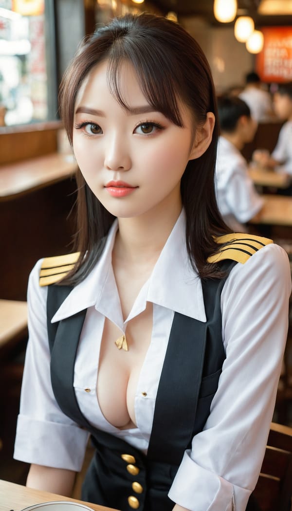 Tags: 21872187, SDXL
{"3": {"inputs": {"seed": 733097861666432, "steps": 64, "cfg": 7.16, "sampler_name": "dpmpp_2m", "scheduler": "karras", "denoise": 1.0, "model": ["27", 0], "positive": ["6", 0], "negative": ["7", 0], "latent_image": ["5", 0]}, "class_type": "KSampler"}, "4": {"inputs": {"ckpt_name": "juggernautxl.safetensors"}, "class_type": "CheckpointLoaderSimple"}, "5": {"inputs": {"width": 768, "height": 1344, "batch_size": 1}, "class_type": "EmptyLatentImage"}, "6": {"inputs": {"text": "24 year old girl, (korean:1.00), (ukrainian:1.08), (cute:1.05), (seductive facial expression:1.03), (detailed face:1.02), (temptress:0.97), (blush:1.01), (sexy lips:1.14), (seductive pose:0.96), (idol:1.01), (pale skin:1.13), (slim:1.08), (eyelashes:1.09), (beautiful eyes:0.97), (in a seductive pose:1.02), (large perky breasts:1.06), (cleavage:1.13), (thigh gap:1.14), (a waitress in uniform:1.13) working at a restaurant, (skin fuzz:1.00), (natural looking skin:1.07), (portra:1.01), (soft lighting:1.06), (textured skin:1.08), (RAW:1.09), (detailed skin:1.06), (film:1.09), (candid cinema:1.07)", "clip": ["27", 1]}, "class_type": "CLIPTextEncode"}, "7": {"inputs": {"text": "(watermark:1.09), (worst quality:1.08), (distorted:1.05), (low resolution:1.13), (twisted:1.14), (bad hands:1.12), (open mouth:1.10)", "clip": ["27", 1]}, "class_type": "CLIPTextEncode"}, "8": {"inputs": {"samples": ["3", 0], "vae": ["4", 2]}, "class_type": "VAEDecode"}, "25": {"inputs": {"lora_name": "nudify_xl.safetensors", "strength_model": 0.3, "strength_clip": 0.15, "model": ["4", 0], "clip": ["4", 1]}, "class_type": "LoraLoader"}, "26": {"inputs": {"lora_name": "shirtlift_SDXL_v2.safetensors", "strength_model": 0.08, "strength_clip": 0.06, "model": ["25", 0], "clip": ["25", 1]}, "class_type": "LoraLoader"}, "27": {"inputs": {"lora_name": "PerfectEyesXL.safetensors", "strength_model": 0.01, "strength_clip": 0.14, "model": ["26", 0], "clip": ["26", 1]}, "class_type": "LoraLoader"}, "30": {"inputs": {"model_name": "4x_NMKD-Superscale-SP_178000_G.pth"}, "class_type": "UpscaleModelLoader"}, "31": {"inputs": {"upscale_model": ["30", 0], "image": ["8", 0]}, "class_type": "ImageUpscaleWithModel"}, "32": {"inputs": {"upscale_method": "lanczos", "scale_by": 0.5, "image": ["31", 0]}, "class_type": "ImageScaleBy"}, "33": {"inputs": {"pixels": ["32", 0], "vae": ["4", 2]}, "class_type": "VAEEncode"}, "34": {"inputs": {"seed": 733097861666432, "steps": 64, "cfg": 7.16, "sampler_name": "dpmpp_2m", "scheduler": "karras", "denoise": 0.3, "model": ["27", 0], "positive": ["6", 0], "negative": ["7", 0], "latent_image": ["33", 0]}, "class_type": "KSampler"}, "36": {"inputs": {"samples": ["34", 0], "vae": ["4", 2]}, "class_type": "VAEDecode"}, "39": {"inputs": {"filename_prefix": "comfyapi-1713417876986", "images": ["36", 0]}, "class_type": "SaveImage"}}