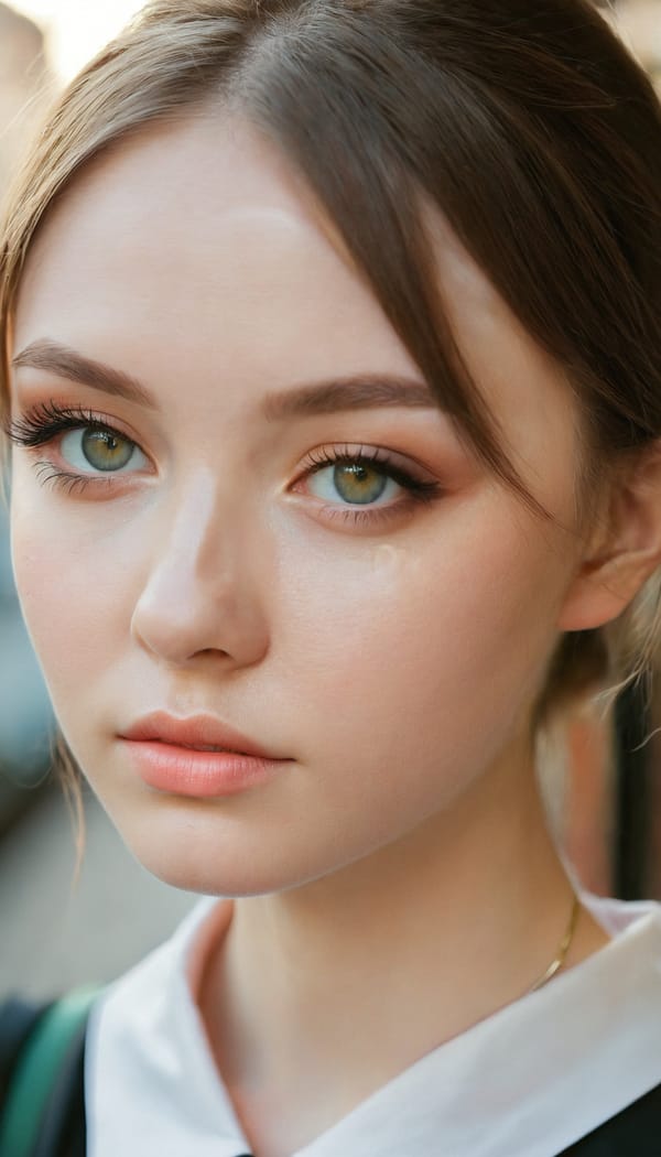 Tags: 21872187, SDXL
{"3": {"inputs": {"seed": 301822107345409, "steps": 64, "cfg": 6.45, "sampler_name": "dpmpp_2m", "scheduler": "karras", "denoise": 1.0, "model": ["27", 0], "positive": ["6", 0], "negative": ["7", 0], "latent_image": ["5", 0]}, "class_type": "KSampler"}, "4": {"inputs": {"ckpt_name": "juggernautxl.safetensors"}, "class_type": "CheckpointLoaderSimple"}, "5": {"inputs": {"width": 768, "height": 1344, "batch_size": 1}, "class_type": "EmptyLatentImage"}, "6": {"inputs": {"text": "25 year old girl, (ukrainian:1.05), (detailed face:1.13), (temptress:1.02), (double eyelids:0.98), (blush:1.03), (beautiful eyes:1.14), (seductive pose:1.03), (sexy lips:1.09), (eyelashes:0.97), (idol:1.13), (seductive facial expression:1.08), (slim:0.96), (cute:0.96), (pale skin:1.03), (in a seductive pose:1.10), (large perky breasts:1.02), (cleavage:1.04), (thigh gap:1.06), (school uniform:0.99), choker, busy street, (skin fuzz:1.08), (candid cinema:1.04), (detailed skin:1.02), (textured skin:1.05), (film:1.09), (RAW:1.06), (soft lighting:1.03), (natural looking skin:1.06), (portra:1.04)", "clip": ["27", 1]}, "class_type": "CLIPTextEncode"}, "7": {"inputs": {"text": "(worst quality:1.14), (twisted:1.09), (bad hands:1.07), (distorted:1.09), (watermark:1.14), (open mouth:1.11), (low resolution:1.13)", "clip": ["27", 1]}, "class_type": "CLIPTextEncode"}, "8": {"inputs": {"samples": ["3", 0], "vae": ["4", 2]}, "class_type": "VAEDecode"}, "25": {"inputs": {"lora_name": "nudify_xl.safetensors", "strength_model": 0.31, "strength_clip": 0.17, "model": ["4", 0], "clip": ["4", 1]}, "class_type": "LoraLoader"}, "26": {"inputs": {"lora_name": "shirtlift_SDXL_v2.safetensors", "strength_model": 0.03, "strength_clip": 0.13, "model": ["25", 0], "clip": ["25", 1]}, "class_type": "LoraLoader"}, "27": {"inputs": {"lora_name": "PerfectEyesXL.safetensors", "strength_model": 0.18, "strength_clip": 0.07, "model": ["26", 0], "clip": ["26", 1]}, "class_type": "LoraLoader"}, "30": {"inputs": {"model_name": "4x_NMKD-Superscale-SP_178000_G.pth"}, "class_type": "UpscaleModelLoader"}, "31": {"inputs": {"upscale_model": ["30", 0], "image": ["8", 0]}, "class_type": "ImageUpscaleWithModel"}, "32": {"inputs": {"upscale_method": "lanczos", "scale_by": 0.5, "image": ["31", 0]}, "class_type": "ImageScaleBy"}, "33": {"inputs": {"pixels": ["32", 0], "vae": ["4", 2]}, "class_type": "VAEEncode"}, "34": {"inputs": {"seed": 301822107345409, "steps": 64, "cfg": 6.45, "sampler_name": "dpmpp_2m", "scheduler": "karras", "denoise": 0.3, "model": ["27", 0], "positive": ["6", 0], "negative": ["7", 0], "latent_image": ["33", 0]}, "class_type": "KSampler"}, "36": {"inputs": {"samples": ["34", 0], "vae": ["4", 2]}, "class_type": "VAEDecode"}, "39": {"inputs": {"filename_prefix": "comfyapi-1734613417325", "images": ["36", 0]}, "class_type": "SaveImage"}}