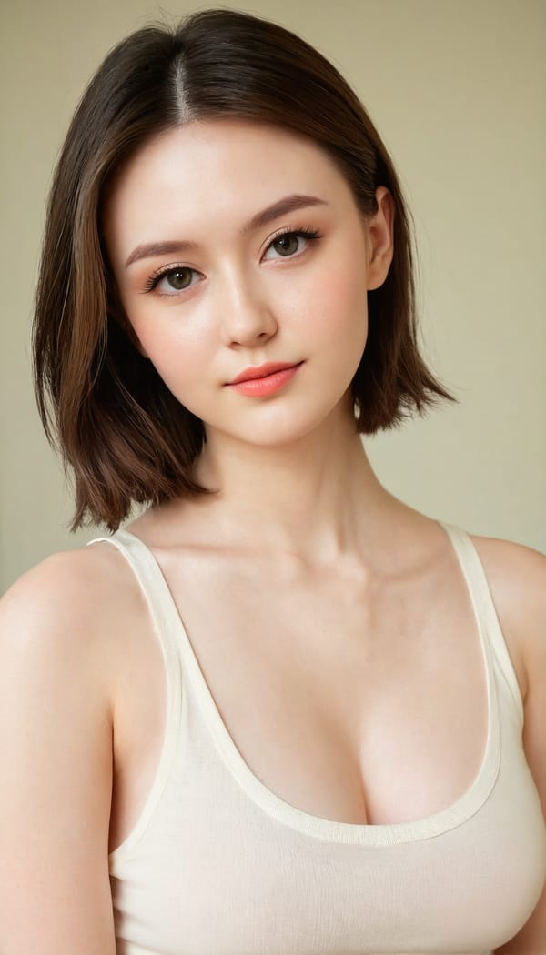 Tags: 21872187, SDXL
{"3": {"inputs": {"seed": 446986056619844, "steps": 64, "cfg": 5.72, "sampler_name": "dpmpp_2m", "scheduler": "karras", "denoise": 1.0, "model": ["27", 0], "positive": ["6", 0], "negative": ["7", 0], "latent_image": ["5", 0]}, "class_type": "KSampler"}, "4": {"inputs": {"ckpt_name": "juggernautXL_v8Rundiffusion.safetensors"}, "class_type": "CheckpointLoaderSimple"}, "5": {"inputs": {"width": 768, "height": 1344, "batch_size": 1}, "class_type": "EmptyLatentImage"}, "6": {"inputs": {"text": "25 year old girl, (blush:1.09), (double eyelids:0.95), (sexy lips:1.12), (seductive facial expression:1.03), (pale skin:1.11), (seductive pose:1.02), (slim:1.04), (beautiful eyes:0.96), (detailed face:0.96), (eyelashes:1.09), (temptress:1.09), (cute:0.95), (idol:0.98), (in a seductive pose:1.12), (large perky breasts:0.96), (cleavage:1.03), (thigh gap:1.08), (white tanktop:1.13), busy street, (portra:1.07), (skin fuzz:1.05), (detailed skin:1.01), (natural looking skin:1.01), (candid cinema:1.09), (film:1.07), (textured skin:1.02), (soft lighting:1.06), (RAW:1.04)", "clip": ["27", 1]}, "class_type": "CLIPTextEncode"}, "7": {"inputs": {"text": "(low resolution:1.06), (distorted:1.07), (twisted:1.12), (watermark:1.05), (open mouth:1.07), (bad hands:1.05), (worst quality:1.09)", "clip": ["27", 1]}, "class_type": "CLIPTextEncode"}, "8": {"inputs": {"samples": ["3", 0], "vae": ["4", 2]}, "class_type": "VAEDecode"}, "25": {"inputs": {"lora_name": "nudify_xl.safetensors", "strength_model": 0.23, "strength_clip": 0.17, "model": ["4", 0], "clip": ["4", 1]}, "class_type": "LoraLoader"}, "26": {"inputs": {"lora_name": "shirtlift_SDXL_v2.safetensors", "strength_model": 0.05, "strength_clip": 0.03, "model": ["25", 0], "clip": ["25", 1]}, "class_type": "LoraLoader"}, "27": {"inputs": {"lora_name": "PerfectEyesXL.safetensors", "strength_model": 0.04, "strength_clip": 0.1, "model": ["26", 0], "clip": ["26", 1]}, "class_type": "LoraLoader"}, "30": {"inputs": {"model_name": "4x_NMKD-Superscale-SP_178000_G.pth"}, "class_type": "UpscaleModelLoader"}, "31": {"inputs": {"upscale_model": ["30", 0], "image": ["8", 0]}, "class_type": "ImageUpscaleWithModel"}, "32": {"inputs": {"upscale_method": "lanczos", "scale_by": 0.5, "image": ["31", 0]}, "class_type": "ImageScaleBy"}, "33": {"inputs": {"pixels": ["32", 0], "vae": ["4", 2]}, "class_type": "VAEEncode"}, "34": {"inputs": {"seed": 446986056619844, "steps": 64, "cfg": 5.72, "sampler_name": "dpmpp_2m", "scheduler": "karras", "denoise": 0.3, "model": ["27", 0], "positive": ["6", 0], "negative": ["7", 0], "latent_image": ["33", 0]}, "class_type": "KSampler"}, "36": {"inputs": {"samples": ["34", 0], "vae": ["4", 2]}, "class_type": "VAEDecode"}, "39": {"inputs": {"filename_prefix": "comfyapi-1707264045091", "images": ["36", 0]}, "class_type": "SaveImage"}}