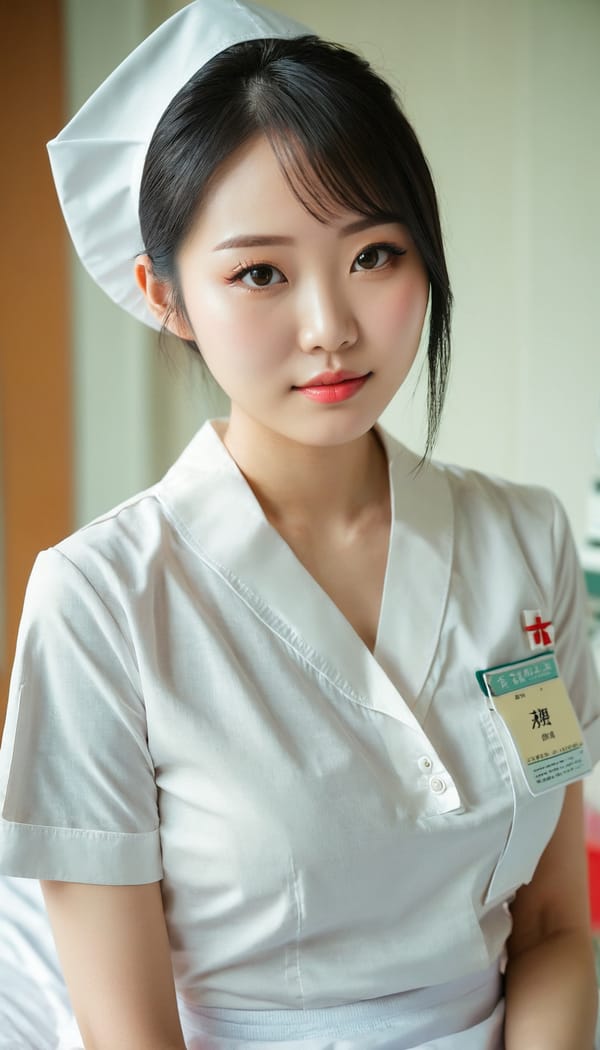 Tags: 21872187, SDXL
{"3": {"inputs": {"seed": 191603214731086, "steps": 32, "cfg": 7.99, "sampler_name": "dpmpp_2m", "scheduler": "karras", "denoise": 1.0, "model": ["27", 0], "positive": ["6", 0], "negative": ["7", 0], "latent_image": ["5", 0]}, "class_type": "KSampler"}, "4": {"inputs": {"ckpt_name": "juggernautxl.safetensors"}, "class_type": "CheckpointLoaderSimple"}, "5": {"inputs": {"width": 768, "height": 1344, "batch_size": 1}, "class_type": "EmptyLatentImage"}, "6": {"inputs": {"text": "28 year old girl, (chinese:1.10), (cute:1.02), (detailed face:1.14), (temptress:0.95), (seductive facial expression:1.08), (double eyelids:1.08), (sexy lips:1.12), (eyelashes:1.00), (idol:1.06), (slim:1.06), (beautiful eyes:1.01), (pale skin:0.95), (blush:1.03), (seductive pose:1.02), (perky ass:0.96), (exposed ass:1.12), (looking back:1.13), (sexy ass:1.11), (thigh gap:1.07), (nurse in uniform:1.08) working in a hospital ward, (natural looking skin:1.05), (RAW:1.08), (candid cinema:1.09), (textured skin:1.01), (film:1.08), (skin fuzz:1.03), (portra:1.09), (soft lighting:1.07), (detailed skin:1.07)", "clip": ["27", 1]}, "class_type": "CLIPTextEncode"}, "7": {"inputs": {"text": "(twisted:1.09), (watermark:1.10), (worst quality:1.14), (open mouth:1.12), (distorted:1.11), (bad hands:1.06), (low resolution:1.14)", "clip": ["27", 1]}, "class_type": "CLIPTextEncode"}, "8": {"inputs": {"samples": ["3", 0], "vae": ["4", 2]}, "class_type": "VAEDecode"}, "25": {"inputs": {"lora_name": "nudify_xl.safetensors", "strength_model": 0.19, "strength_clip": 0.27, "model": ["4", 0], "clip": ["4", 1]}, "class_type": "LoraLoader"}, "26": {"inputs": {"lora_name": "shirtlift_SDXL_v2.safetensors", "strength_model": 0.05, "strength_clip": 0.0, "model": ["25", 0], "clip": ["25", 1]}, "class_type": "LoraLoader"}, "27": {"inputs": {"lora_name": "PerfectEyesXL.safetensors", "strength_model": 0.11, "strength_clip": 0.13, "model": ["26", 0], "clip": ["26", 1]}, "class_type": "LoraLoader"}, "30": {"inputs": {"model_name": "4x_NMKD-Superscale-SP_178000_G.pth"}, "class_type": "UpscaleModelLoader"}, "31": {"inputs": {"upscale_model": ["30", 0], "image": ["8", 0]}, "class_type": "ImageUpscaleWithModel"}, "32": {"inputs": {"upscale_method": "lanczos", "scale_by": 0.5, "image": ["31", 0]}, "class_type": "ImageScaleBy"}, "33": {"inputs": {"pixels": ["32", 0], "vae": ["4", 2]}, "class_type": "VAEEncode"}, "34": {"inputs": {"seed": 191603214731086, "steps": 32, "cfg": 7.99, "sampler_name": "dpmpp_2m", "scheduler": "karras", "denoise": 0.3, "model": ["27", 0], "positive": ["6", 0], "negative": ["7", 0], "latent_image": ["33", 0]}, "class_type": "KSampler"}, "36": {"inputs": {"samples": ["34", 0], "vae": ["4", 2]}, "class_type": "VAEDecode"}, "39": {"inputs": {"filename_prefix": "comfyapi-1728025521117", "images": ["36", 0]}, "class_type": "SaveImage"}}