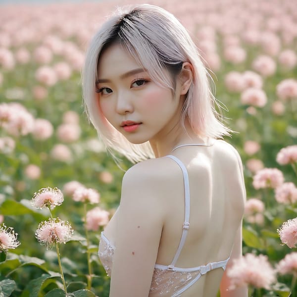 Tags: 21872187, SDXL
{"3": {"inputs": {"seed": 427350426440901, "steps": 32, "cfg": 6.19, "sampler_name": "dpmpp_2m", "scheduler": "karras", "denoise": 1.0, "model": ["27", 0], "positive": ["6", 0], "negative": ["7", 0], "latent_image": ["5", 0]}, "class_type": "KSampler"}, "4": {"inputs": {"ckpt_name": "juggernautxl.safetensors"}, "class_type": "CheckpointLoaderSimple"}, "5": {"inputs": {"width": 1024, "height": 1024, "batch_size": 1}, "class_type": "EmptyLatentImage"}, "6": {"inputs": {"text": "22 year old girl, (korean:1.12), (russian:1.12), (blush:0.97), (slim:0.99), (idol:1.09), (pale skin:1.11), (seductive pose:0.99), (seductive facial expression:1.07), (cute:1.07), (beautiful eyes:0.97), (sexy lips:1.07), (temptress:1.12), (eyelashes:1.01), (detailed face:1.02), (perky ass:1.06), (exposed ass:1.10), (looking back:1.14), (sexy ass:1.04), (thigh gap:1.02), wearing (translucent clothes:1.12) on a flower field, (skin fuzz:1.03), (candid cinema:1.06), (natural looking skin:1.05), (detailed skin:1.06), (soft lighting:1.09), (textured skin:1.02), (RAW:1.05), (film:1.08), (portra:1.05)", "clip": ["27", 1]}, "class_type": "CLIPTextEncode"}, "7": {"inputs": {"text": "(twisted:1.10), (worst quality:1.05), (distorted:1.08), (open mouth:1.13), (watermark:1.14), (bad hands:1.07)", "clip": ["27", 1]}, "class_type": "CLIPTextEncode"}, "8": {"inputs": {"samples": ["3", 0], "vae": ["4", 2]}, "class_type": "VAEDecode"}, "25": {"inputs": {"lora_name": "nudify_xl.safetensors", "strength_model": 0.09, "strength_clip": 0.19, "model": ["4", 0], "clip": ["4", 1]}, "class_type": "LoraLoader"}, "26": {"inputs": {"lora_name": "shirtlift_SDXL_v2.safetensors", "strength_model": 0.09, "strength_clip": 0.08, "model": ["25", 0], "clip": ["25", 1]}, "class_type": "LoraLoader"}, "27": {"inputs": {"lora_name": "PerfectEyesXL.safetensors", "strength_model": 0.15, "strength_clip": 0.02, "model": ["26", 0], "clip": ["26", 1]}, "class_type": "LoraLoader"}, "30": {"inputs": {"model_name": "4x_NMKD-Superscale-SP_178000_G.pth"}, "class_type": "UpscaleModelLoader"}, "31": {"inputs": {"upscale_model": ["30", 0], "image": ["8", 0]}, "class_type": "ImageUpscaleWithModel"}, "32": {"inputs": {"upscale_method": "lanczos", "scale_by": 0.5, "image": ["31", 0]}, "class_type": "ImageScaleBy"}, "33": {"inputs": {"pixels": ["32", 0], "vae": ["4", 2]}, "class_type": "VAEEncode"}, "34": {"inputs": {"seed": 427350426440901, "steps": 32, "cfg": 6.19, "sampler_name": "dpmpp_2m", "scheduler": "karras", "denoise": 0.3, "model": ["27", 0], "positive": ["6", 0], "negative": ["7", 0], "latent_image": ["33", 0]}, "class_type": "KSampler"}, "36": {"inputs": {"samples": ["34", 0], "vae": ["4", 2]}, "class_type": "VAEDecode"}, "39": {"inputs": {"filename_prefix": "comfyapi-1726687553650", "images": ["36", 0]}, "class_type": "SaveImage"}}