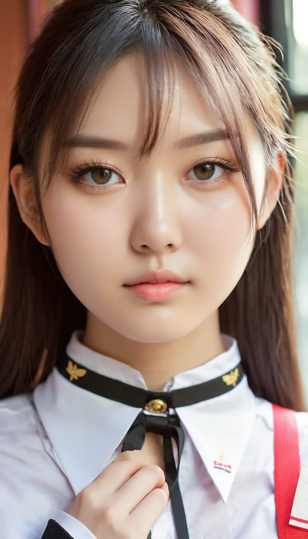 Tags: 21872187, SDXL
{"3": {"inputs": {"seed": 960560193858349, "steps": 32, "cfg": 7.77, "sampler_name": "dpmpp_2m", "scheduler": "karras", "denoise": 1.0, "model": ["27", 0], "positive": ["6", 0], "negative": ["7", 0], "latent_image": ["5", 0]}, "class_type": "KSampler"}, "4": {"inputs": {"ckpt_name": "juggernautxl.safetensors"}, "class_type": "CheckpointLoaderSimple"}, "5": {"inputs": {"width": 768, "height": 1344, "batch_size": 1}, "class_type": "EmptyLatentImage"}, "6": {"inputs": {"text": "19 year old girl, (taiwanese:1.08), (ukrainian:1.06), (seductive facial expression:1.14), (idol:0.98), (slim:1.09), (pale skin:0.97), (beautiful eyes:1.01), (sexy lips:0.97), (detailed face:1.05), (double eyelids:1.01), (temptress:1.09), (cute:1.02), (eyelashes:1.00), (blush:1.07), (in a seductive pose:0.98), (large perky breasts:1.03), (cleavage:1.14), (thigh gap:1.13), (school uniform:0.99), choker, busy street, (detailed skin:1.05), (film:1.07), (soft lighting:1.01), (skin fuzz:1.06), (portra:1.05), (natural looking skin:1.09), (candid cinema:1.07), (RAW:1.08), (textured skin:1.08)", "clip": ["27", 1]}, "class_type": "CLIPTextEncode"}, "7": {"inputs": {"text": "(worst quality:1.08), (open mouth:1.06), (watermark:1.08), (bad hands:1.14), (distorted:1.09), (low resolution:1.14), (twisted:1.11)", "clip": ["27", 1]}, "class_type": "CLIPTextEncode"}, "8": {"inputs": {"samples": ["3", 0], "vae": ["4", 2]}, "class_type": "VAEDecode"}, "25": {"inputs": {"lora_name": "nudify_xl.safetensors", "strength_model": 0.37, "strength_clip": 0.05, "model": ["4", 0], "clip": ["4", 1]}, "class_type": "LoraLoader"}, "26": {"inputs": {"lora_name": "shirtlift_SDXL_v2.safetensors", "strength_model": 0.18, "strength_clip": 0.14, "model": ["25", 0], "clip": ["25", 1]}, "class_type": "LoraLoader"}, "27": {"inputs": {"lora_name": "PerfectEyesXL.safetensors", "strength_model": 0.08, "strength_clip": 0.09, "model": ["26", 0], "clip": ["26", 1]}, "class_type": "LoraLoader"}, "30": {"inputs": {"model_name": "4x_NMKD-Superscale-SP_178000_G.pth"}, "class_type": "UpscaleModelLoader"}, "31": {"inputs": {"upscale_model": ["30", 0], "image": ["8", 0]}, "class_type": "ImageUpscaleWithModel"}, "32": {"inputs": {"upscale_method": "lanczos", "scale_by": 0.5, "image": ["31", 0]}, "class_type": "ImageScaleBy"}, "33": {"inputs": {"pixels": ["32", 0], "vae": ["4", 2]}, "class_type": "VAEEncode"}, "34": {"inputs": {"seed": 960560193858349, "steps": 32, "cfg": 7.77, "sampler_name": "dpmpp_2m", "scheduler": "karras", "denoise": 0.3, "model": ["27", 0], "positive": ["6", 0], "negative": ["7", 0], "latent_image": ["33", 0]}, "class_type": "KSampler"}, "36": {"inputs": {"samples": ["34", 0], "vae": ["4", 2]}, "class_type": "VAEDecode"}, "39": {"inputs": {"filename_prefix": "comfyapi-1723756574606", "images": ["36", 0]}, "class_type": "SaveImage"}}