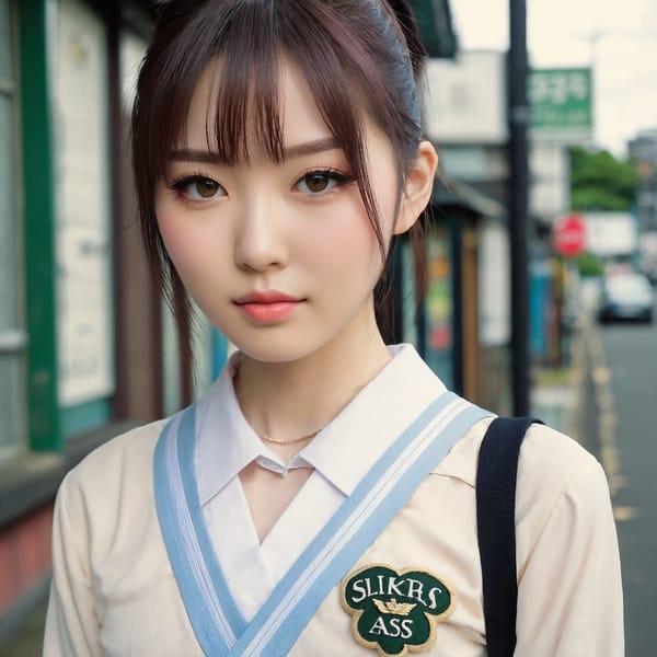 Tags: 21872187, SDXL
{"3": {"inputs": {"seed": 364288194873387, "steps": 64, "cfg": 7.65, "sampler_name": "dpmpp_2m", "scheduler": "karras", "denoise": 1.0, "model": ["27", 0], "positive": ["6", 0], "negative": ["7", 0], "latent_image": ["5", 0]}, "class_type": "KSampler"}, "4": {"inputs": {"ckpt_name": "juggernautxl.safetensors"}, "class_type": "CheckpointLoaderSimple"}, "5": {"inputs": {"width": 1024, "height": 1024, "batch_size": 1}, "class_type": "EmptyLatentImage"}, "6": {"inputs": {"text": "26 year old girl, (japanese:1.10), (irish:1.12), (blush:1.05), (pale skin:1.12), (idol:1.05), (beautiful eyes:1.00), (seductive pose:1.10), (cute:1.13), (sexy lips:1.06), (seductive facial expression:1.14), (slim:0.98), (temptress:1.06), (detailed face:0.98), (eyelashes:1.02), (perky ass:1.05), (exposed ass:1.10), (looking back:1.02), (sexy ass:1.14), (thigh gap:1.06), (school uniform:1.12), choker, busy street, (soft lighting:1.02), (skin fuzz:1.03), (portra:1.07), (candid cinema:1.04), (textured skin:1.06), (natural looking skin:1.00), (detailed skin:1.03), (RAW:1.03), (film:1.03)", "clip": ["27", 1]}, "class_type": "CLIPTextEncode"}, "7": {"inputs": {"text": "(twisted:1.10), (open mouth:1.08), (distorted:1.14), (watermark:1.11), (low resolution:1.12), (bad hands:1.08), (worst quality:1.12)", "clip": ["27", 1]}, "class_type": "CLIPTextEncode"}, "8": {"inputs": {"samples": ["3", 0], "vae": ["4", 2]}, "class_type": "VAEDecode"}, "25": {"inputs": {"lora_name": "nudify_xl.safetensors", "strength_model": 0.32, "strength_clip": 0.01, "model": ["4", 0], "clip": ["4", 1]}, "class_type": "LoraLoader"}, "26": {"inputs": {"lora_name": "shirtlift_SDXL_v2.safetensors", "strength_model": 0.12, "strength_clip": 0.13, "model": ["25", 0], "clip": ["25", 1]}, "class_type": "LoraLoader"}, "27": {"inputs": {"lora_name": "PerfectEyesXL.safetensors", "strength_model": 0.09, "strength_clip": 0.1, "model": ["26", 0], "clip": ["26", 1]}, "class_type": "LoraLoader"}, "30": {"inputs": {"model_name": "4x_NMKD-Superscale-SP_178000_G.pth"}, "class_type": "UpscaleModelLoader"}, "31": {"inputs": {"upscale_model": ["30", 0], "image": ["8", 0]}, "class_type": "ImageUpscaleWithModel"}, "32": {"inputs": {"upscale_method": "lanczos", "scale_by": 0.5, "image": ["31", 0]}, "class_type": "ImageScaleBy"}, "33": {"inputs": {"pixels": ["32", 0], "vae": ["4", 2]}, "class_type": "VAEEncode"}, "34": {"inputs": {"seed": 364288194873387, "steps": 64, "cfg": 7.65, "sampler_name": "dpmpp_2m", "scheduler": "karras", "denoise": 0.3, "model": ["27", 0], "positive": ["6", 0], "negative": ["7", 0], "latent_image": ["33", 0]}, "class_type": "KSampler"}, "36": {"inputs": {"samples": ["34", 0], "vae": ["4", 2]}, "class_type": "VAEDecode"}, "39": {"inputs": {"filename_prefix": "comfyapi-1733645482170", "images": ["36", 0]}, "class_type": "SaveImage"}}