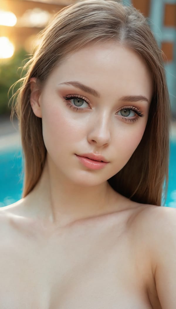 Tags: 21872187, SDXL
{"3": {"inputs": {"seed": 717708427677474, "steps": 32, "cfg": 5.79, "sampler_name": "dpmpp_2m", "scheduler": "karras", "denoise": 1.0, "model": ["27", 0], "positive": ["6", 0], "negative": ["7", 0], "latent_image": ["5", 0]}, "class_type": "KSampler"}, "4": {"inputs": {"ckpt_name": "juggernautxl.safetensors"}, "class_type": "CheckpointLoaderSimple"}, "5": {"inputs": {"width": 768, "height": 1344, "batch_size": 1}, "class_type": "EmptyLatentImage"}, "6": {"inputs": {"text": "27 year old girl, (russian:1.09), (ukrainian:1.08), (beautiful eyes:0.96), (detailed face:1.06), (seductive pose:1.09), (cute:1.11), (blush:1.13), (pale skin:1.03), (idol:1.04), (sexy lips:1.05), (slim:1.00), (temptress:0.99), (seductive facial expression:1.07), (double eyelids:1.09), (eyelashes:1.06), (perky ass:1.02), (exposed ass:1.04), (looking back:1.07), (sexy ass:0.99), (thigh gap:1.05), (in a swimsuit:0.99) at a pool, (soft lighting:1.08), (RAW:1.02), (natural looking skin:1.00), (skin fuzz:1.01), (portra:1.08), (film:1.03), (candid cinema:1.01), (textured skin:1.00), (detailed skin:1.08)", "clip": ["27", 1]}, "class_type": "CLIPTextEncode"}, "7": {"inputs": {"text": "(distorted:1.06), (twisted:1.11), (watermark:1.12), (worst quality:1.05), (low resolution:1.10), (bad hands:1.10), (open mouth:1.11)", "clip": ["27", 1]}, "class_type": "CLIPTextEncode"}, "8": {"inputs": {"samples": ["3", 0], "vae": ["4", 2]}, "class_type": "VAEDecode"}, "25": {"inputs": {"lora_name": "nudify_xl.safetensors", "strength_model": 0.04, "strength_clip": 0.12, "model": ["4", 0], "clip": ["4", 1]}, "class_type": "LoraLoader"}, "26": {"inputs": {"lora_name": "shirtlift_SDXL_v2.safetensors", "strength_model": 0.0, "strength_clip": 0.11, "model": ["25", 0], "clip": ["25", 1]}, "class_type": "LoraLoader"}, "27": {"inputs": {"lora_name": "PerfectEyesXL.safetensors", "strength_model": 0.07, "strength_clip": 0.16, "model": ["26", 0], "clip": ["26", 1]}, "class_type": "LoraLoader"}, "30": {"inputs": {"model_name": "4x_NMKD-Superscale-SP_178000_G.pth"}, "class_type": "UpscaleModelLoader"}, "31": {"inputs": {"upscale_model": ["30", 0], "image": ["8", 0]}, "class_type": "ImageUpscaleWithModel"}, "32": {"inputs": {"upscale_method": "lanczos", "scale_by": 0.5, "image": ["31", 0]}, "class_type": "ImageScaleBy"}, "33": {"inputs": {"pixels": ["32", 0], "vae": ["4", 2]}, "class_type": "VAEEncode"}, "34": {"inputs": {"seed": 717708427677474, "steps": 32, "cfg": 5.79, "sampler_name": "dpmpp_2m", "scheduler": "karras", "denoise": 0.3, "model": ["27", 0], "positive": ["6", 0], "negative": ["7", 0], "latent_image": ["33", 0]}, "class_type": "KSampler"}, "36": {"inputs": {"samples": ["34", 0], "vae": ["4", 2]}, "class_type": "VAEDecode"}, "39": {"inputs": {"filename_prefix": "comfyapi-1716189367510", "images": ["36", 0]}, "class_type": "SaveImage"}}