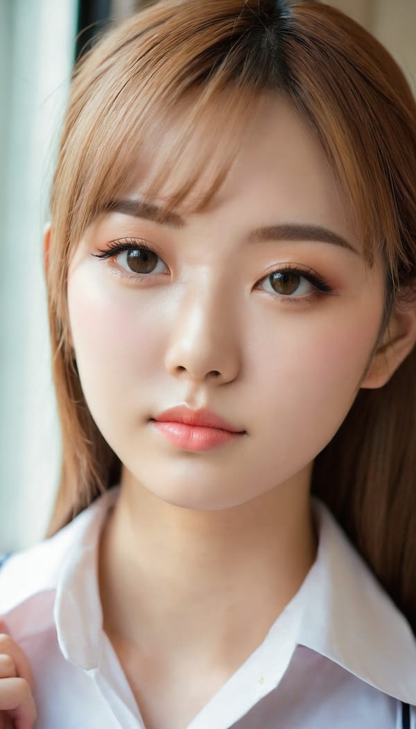 Tags: 21872187, SDXL
{"3": {"inputs": {"seed": 876257552272133, "steps": 32, "cfg": 6.66, "sampler_name": "dpmpp_2m", "scheduler": "karras", "denoise": 1.0, "model": ["27", 0], "positive": ["6", 0], "negative": ["7", 0], "latent_image": ["5", 0]}, "class_type": "KSampler"}, "4": {"inputs": {"ckpt_name": "juggernautxl.safetensors"}, "class_type": "CheckpointLoaderSimple"}, "5": {"inputs": {"width": 768, "height": 1344, "batch_size": 1}, "class_type": "EmptyLatentImage"}, "6": {"inputs": {"text": "22 year old girl, (double eyelids:1.03), (temptress:1.10), (blush:0.95), (slim:0.98), (sexy lips:1.13), (detailed face:0.98), (cute:1.12), (seductive facial expression:1.04), (idol:0.99), (beautiful eyes:1.05), (seductive pose:1.09), (eyelashes:1.12), (pale skin:1.07), (in a seductive pose:1.05), (large perky breasts:1.07), (cleavage:1.05), (thigh gap:1.11), (school uniform:1.01), choker, busy street, (skin fuzz:1.06), (soft lighting:1.03), (natural looking skin:1.01), (candid cinema:1.05), (detailed skin:1.03), (RAW:1.04), (portra:1.01), (textured skin:1.01), (film:1.04)", "clip": ["27", 1]}, "class_type": "CLIPTextEncode"}, "7": {"inputs": {"text": "(open mouth:1.11), (twisted:1.10), (worst quality:1.05), (low resolution:1.08), (bad hands:1.14), (watermark:1.11), (distorted:1.07)", "clip": ["27", 1]}, "class_type": "CLIPTextEncode"}, "8": {"inputs": {"samples": ["3", 0], "vae": ["4", 2]}, "class_type": "VAEDecode"}, "25": {"inputs": {"lora_name": "nudify_xl.safetensors", "strength_model": 0.01, "strength_clip": 0.12, "model": ["4", 0], "clip": ["4", 1]}, "class_type": "LoraLoader"}, "26": {"inputs": {"lora_name": "shirtlift_SDXL_v2.safetensors", "strength_model": 0.06, "strength_clip": 0.13, "model": ["25", 0], "clip": ["25", 1]}, "class_type": "LoraLoader"}, "27": {"inputs": {"lora_name": "PerfectEyesXL.safetensors", "strength_model": 0.01, "strength_clip": 0.09, "model": ["26", 0], "clip": ["26", 1]}, "class_type": "LoraLoader"}, "30": {"inputs": {"model_name": "4x_NMKD-Superscale-SP_178000_G.pth"}, "class_type": "UpscaleModelLoader"}, "31": {"inputs": {"upscale_model": ["30", 0], "image": ["8", 0]}, "class_type": "ImageUpscaleWithModel"}, "32": {"inputs": {"upscale_method": "lanczos", "scale_by": 0.5, "image": ["31", 0]}, "class_type": "ImageScaleBy"}, "33": {"inputs": {"pixels": ["32", 0], "vae": ["4", 2]}, "class_type": "VAEEncode"}, "34": {"inputs": {"seed": 876257552272133, "steps": 32, "cfg": 6.66, "sampler_name": "dpmpp_2m", "scheduler": "karras", "denoise": 0.3, "model": ["27", 0], "positive": ["6", 0], "negative": ["7", 0], "latent_image": ["33", 0]}, "class_type": "KSampler"}, "36": {"inputs": {"samples": ["34", 0], "vae": ["4", 2]}, "class_type": "VAEDecode"}, "39": {"inputs": {"filename_prefix": "comfyapi-1714802597040", "images": ["36", 0]}, "class_type": "SaveImage"}}