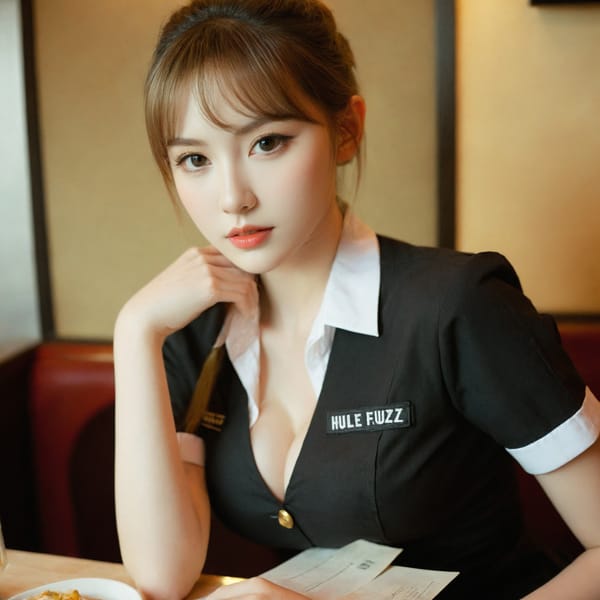 Tags: 21872187, SDXL
{"3": {"inputs": {"seed": 595374098941158, "steps": 64, "cfg": 5.05, "sampler_name": "dpmpp_2m", "scheduler": "karras", "denoise": 1.0, "model": ["27", 0], "positive": ["6", 0], "negative": ["7", 0], "latent_image": ["5", 0]}, "class_type": "KSampler"}, "4": {"inputs": {"ckpt_name": "leosamsHelloworldSDXL_helloworldSDXL32DPO.safetensors"}, "class_type": "CheckpointLoaderSimple"}, "5": {"inputs": {"width": 1024, "height": 1024, "batch_size": 1}, "class_type": "EmptyLatentImage"}, "6": {"inputs": {"text": "22 year old girl, (temptress:1.03), (eyelashes:1.00), (seductive facial expression:1.13), (detailed face:1.00), (sexy lips:1.09), (slim:1.14), (beautiful eyes:1.10), (pale skin:0.99), (cute:0.96), (double eyelids:0.98), (seductive pose:0.99), (in a seductive pose:1.12), (large perky breasts:1.00), (cleavage:1.11), (thigh gap:1.09), (a waitress in uniform:1.04) working at a restaurant, (natural looking skin:1.08), (film:1.06), (soft lighting:1.00), (RAW:1.00), (detailed skin:1.07), (textured skin:1.08), (portra:1.00), (candid cinema:1.07), (skin fuzz:1.06)", "clip": ["27", 1]}, "class_type": "CLIPTextEncode"}, "7": {"inputs": {"text": "(twisted:1.08), (open mouth:1.10), (bad hands:1.08), (watermark:1.13), (worst quality:1.10), (distorted:1.09)", "clip": ["27", 1]}, "class_type": "CLIPTextEncode"}, "8": {"inputs": {"samples": ["3", 0], "vae": ["4", 2]}, "class_type": "VAEDecode"}, "25": {"inputs": {"lora_name": "nudify_xl.safetensors", "strength_model": 0.17, "strength_clip": 0.39, "model": ["4", 0], "clip": ["4", 1]}, "class_type": "LoraLoader"}, "26": {"inputs": {"lora_name": "shirtlift_SDXL_v2.safetensors", "strength_model": 0.03, "strength_clip": 0.19, "model": ["25", 0], "clip": ["25", 1]}, "class_type": "LoraLoader"}, "27": {"inputs": {"lora_name": "PerfectEyesXL.safetensors", "strength_model": 0.18, "strength_clip": 0.09, "model": ["26", 0], "clip": ["26", 1]}, "class_type": "LoraLoader"}, "30": {"inputs": {"model_name": "4x_NMKD-Superscale-SP_178000_G.pth"}, "class_type": "UpscaleModelLoader"}, "31": {"inputs": {"upscale_model": ["30", 0], "image": ["8", 0]}, "class_type": "ImageUpscaleWithModel"}, "32": {"inputs": {"upscale_method": "lanczos", "scale_by": 0.5, "image": ["31", 0]}, "class_type": "ImageScaleBy"}, "33": {"inputs": {"pixels": ["32", 0], "vae": ["4", 2]}, "class_type": "VAEEncode"}, "34": {"inputs": {"seed": 595374098941158, "steps": 64, "cfg": 5.05, "sampler_name": "dpmpp_2m", "scheduler": "karras", "denoise": 0.3, "model": ["27", 0], "positive": ["6", 0], "negative": ["7", 0], "latent_image": ["33", 0]}, "class_type": "KSampler"}, "36": {"inputs": {"samples": ["34", 0], "vae": ["4", 2]}, "class_type": "VAEDecode"}, "39": {"inputs": {"filename_prefix": "comfyapi-1707940542688", "images": ["36", 0]}, "class_type": "SaveImage"}}