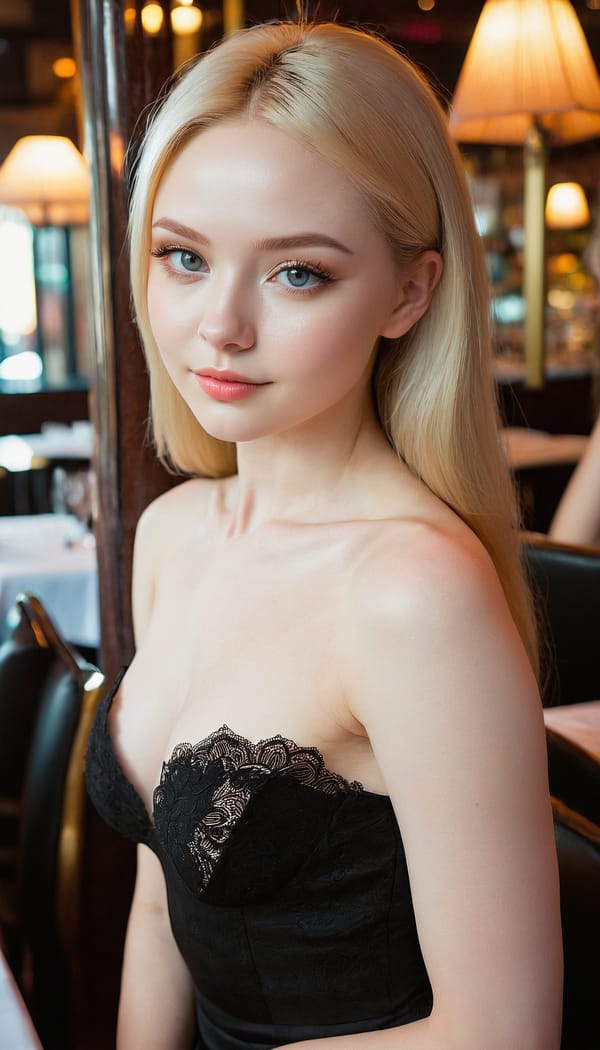 Tags: 21872187, SDXL
{"3": {"inputs": {"seed": 499451256909304, "steps": 64, "cfg": 7.54, "sampler_name": "dpmpp_2m", "scheduler": "karras", "denoise": 1.0, "model": ["27", 0], "positive": ["6", 0], "negative": ["7", 0], "latent_image": ["5", 0]}, "class_type": "KSampler"}, "4": {"inputs": {"ckpt_name": "juggernautxl.safetensors"}, "class_type": "CheckpointLoaderSimple"}, "5": {"inputs": {"width": 768, "height": 1344, "batch_size": 1}, "class_type": "EmptyLatentImage"}, "6": {"inputs": {"text": "24 year old girl, (ukrainian:1.11), (eyelashes:0.98), (sexy lips:1.13), (seductive pose:0.97), (double eyelids:0.99), (temptress:1.14), (pale skin:1.10), (blush:0.97), (seductive facial expression:1.08), (slim:1.09), (idol:0.99), (cute:1.12), (beautiful eyes:1.02), (detailed face:0.99), (perky ass:1.09), (exposed ass:1.03), (looking back:0.98), (sexy ass:0.98), (thigh gap:1.14), (wearing a little black dress:0.95) at a fine dining restaurant, (detailed skin:1.08), (portra:1.04), (skin fuzz:1.04), (soft lighting:1.09), (RAW:1.02), (film:1.05), (textured skin:1.02), (natural looking skin:1.01), (candid cinema:1.03)", "clip": ["27", 1]}, "class_type": "CLIPTextEncode"}, "7": {"inputs": {"text": "(distorted:1.07), (open mouth:1.07), (low resolution:1.12), (watermark:1.08), (worst quality:1.14), (bad hands:1.09), (twisted:1.10)", "clip": ["27", 1]}, "class_type": "CLIPTextEncode"}, "8": {"inputs": {"samples": ["3", 0], "vae": ["4", 2]}, "class_type": "VAEDecode"}, "25": {"inputs": {"lora_name": "nudify_xl.safetensors", "strength_model": 0.21, "strength_clip": 0.2, "model": ["4", 0], "clip": ["4", 1]}, "class_type": "LoraLoader"}, "26": {"inputs": {"lora_name": "shirtlift_SDXL_v2.safetensors", "strength_model": 0.06, "strength_clip": 0.06, "model": ["25", 0], "clip": ["25", 1]}, "class_type": "LoraLoader"}, "27": {"inputs": {"lora_name": "PerfectEyesXL.safetensors", "strength_model": 0.01, "strength_clip": 0.06, "model": ["26", 0], "clip": ["26", 1]}, "class_type": "LoraLoader"}, "30": {"inputs": {"model_name": "4x_NMKD-Superscale-SP_178000_G.pth"}, "class_type": "UpscaleModelLoader"}, "31": {"inputs": {"upscale_model": ["30", 0], "image": ["8", 0]}, "class_type": "ImageUpscaleWithModel"}, "32": {"inputs": {"upscale_method": "lanczos", "scale_by": 0.5, "image": ["31", 0]}, "class_type": "ImageScaleBy"}, "33": {"inputs": {"pixels": ["32", 0], "vae": ["4", 2]}, "class_type": "VAEEncode"}, "34": {"inputs": {"seed": 499451256909304, "steps": 64, "cfg": 7.54, "sampler_name": "dpmpp_2m", "scheduler": "karras", "denoise": 0.3, "model": ["27", 0], "positive": ["6", 0], "negative": ["7", 0], "latent_image": ["33", 0]}, "class_type": "KSampler"}, "36": {"inputs": {"samples": ["34", 0], "vae": ["4", 2]}, "class_type": "VAEDecode"}, "39": {"inputs": {"filename_prefix": "comfyapi-1735099772620", "images": ["36", 0]}, "class_type": "SaveImage"}}