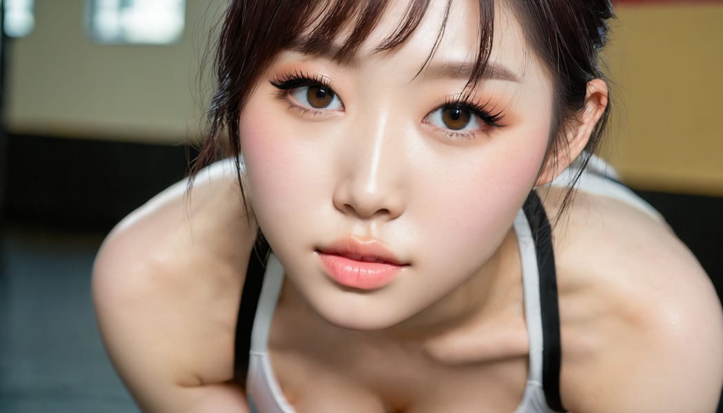 Tags: 21872187, SDXL
{"3": {"inputs": {"seed": 668684620443015, "steps": 32, "cfg": 7.87, "sampler_name": "dpmpp_2m", "scheduler": "karras", "denoise": 1.0, "model": ["27", 0], "positive": ["6", 0], "negative": ["7", 0], "latent_image": ["5", 0]}, "class_type": "KSampler"}, "4": {"inputs": {"ckpt_name": "juggernautxl.safetensors"}, "class_type": "CheckpointLoaderSimple"}, "5": {"inputs": {"width": 1344, "height": 768, "batch_size": 1}, "class_type": "EmptyLatentImage"}, "6": {"inputs": {"text": "25 year old girl, (irish:1.01), (korean:1.01), (idol:1.09), (temptress:1.03), (cute:1.12), (beautiful eyes:1.00), (sexy lips:1.14), (slim:0.98), (pale skin:0.98), (detailed face:1.12), (seductive facial expression:1.09), (eyelashes:0.97), (double eyelids:1.04), (blush:1.12), (seductive pose:1.07), (on all fours:1.04), (spreading ass cheeks:0.95), (from behind:1.01), (backboob:1.11), (in skimpy gym outfit:0.97) at a gym, (textured skin:1.05), (portra:1.07), (skin fuzz:1.09), (detailed skin:1.05), (RAW:1.00), (film:1.03), (candid cinema:1.02), (soft lighting:1.08), (natural looking skin:1.04)", "clip": ["27", 1]}, "class_type": "CLIPTextEncode"}, "7": {"inputs": {"text": "(low resolution:1.11), (distorted:1.12), (bad hands:1.06), (open mouth:1.11), (twisted:1.09), (worst quality:1.06), (watermark:1.09)", "clip": ["27", 1]}, "class_type": "CLIPTextEncode"}, "8": {"inputs": {"samples": ["3", 0], "vae": ["4", 2]}, "class_type": "VAEDecode"}, "25": {"inputs": {"lora_name": "nudify_xl.safetensors", "strength_model": 0.29, "strength_clip": 0.29, "model": ["4", 0], "clip": ["4", 1]}, "class_type": "LoraLoader"}, "26": {"inputs": {"lora_name": "shirtlift_SDXL_v2.safetensors", "strength_model": 0.02, "strength_clip": 0.03, "model": ["25", 0], "clip": ["25", 1]}, "class_type": "LoraLoader"}, "27": {"inputs": {"lora_name": "PerfectEyesXL.safetensors", "strength_model": 0.16, "strength_clip": 0.05, "model": ["26", 0], "clip": ["26", 1]}, "class_type": "LoraLoader"}, "30": {"inputs": {"model_name": "4x_NMKD-Superscale-SP_178000_G.pth"}, "class_type": "UpscaleModelLoader"}, "31": {"inputs": {"upscale_model": ["30", 0], "image": ["8", 0]}, "class_type": "ImageUpscaleWithModel"}, "32": {"inputs": {"upscale_method": "lanczos", "scale_by": 0.5, "image": ["31", 0]}, "class_type": "ImageScaleBy"}, "33": {"inputs": {"pixels": ["32", 0], "vae": ["4", 2]}, "class_type": "VAEEncode"}, "34": {"inputs": {"seed": 668684620443015, "steps": 32, "cfg": 7.87, "sampler_name": "dpmpp_2m", "scheduler": "karras", "denoise": 0.3, "model": ["27", 0], "positive": ["6", 0], "negative": ["7", 0], "latent_image": ["33", 0]}, "class_type": "KSampler"}, "36": {"inputs": {"samples": ["34", 0], "vae": ["4", 2]}, "class_type": "VAEDecode"}, "39": {"inputs": {"filename_prefix": "comfyapi-1723897017582", "images": ["36", 0]}, "class_type": "SaveImage"}}