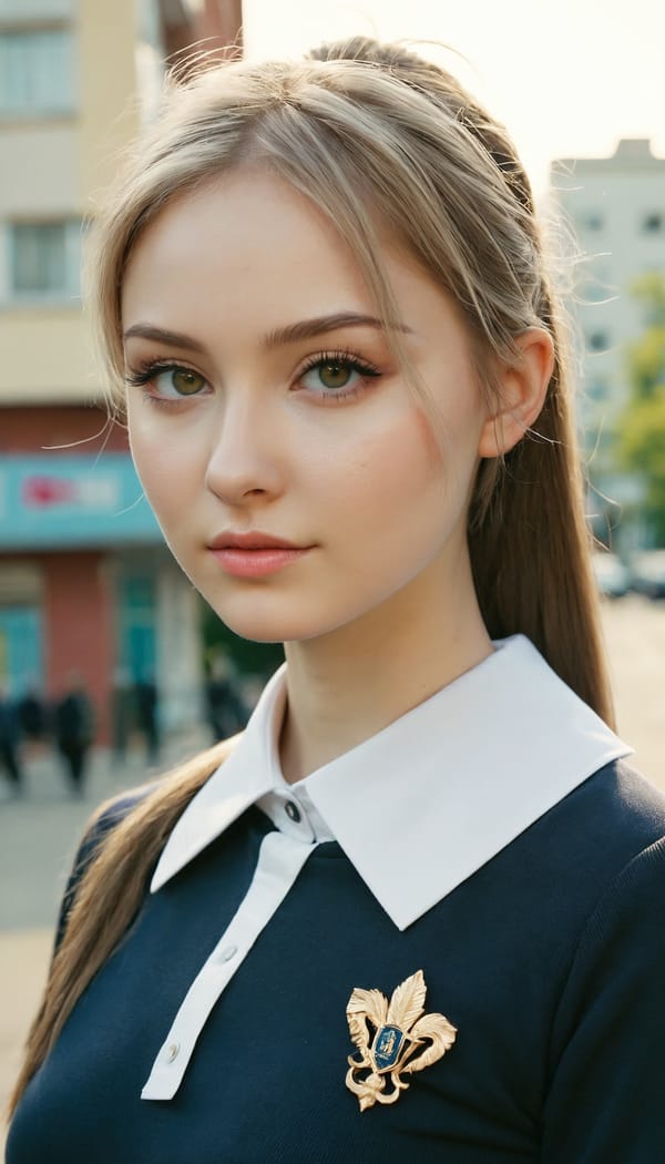 Tags: 21872187, SDXL
{"3": {"inputs": {"seed": 796676794709389, "steps": 64, "cfg": 6.53, "sampler_name": "dpmpp_2m", "scheduler": "karras", "denoise": 1.0, "model": ["27", 0], "positive": ["6", 0], "negative": ["7", 0], "latent_image": ["5", 0]}, "class_type": "KSampler"}, "4": {"inputs": {"ckpt_name": "juggernautxl.safetensors"}, "class_type": "CheckpointLoaderSimple"}, "5": {"inputs": {"width": 768, "height": 1344, "batch_size": 1}, "class_type": "EmptyLatentImage"}, "6": {"inputs": {"text": "28 year old girl, (ukrainian:1.02), (slim:1.13), (seductive facial expression:1.10), (sexy lips:1.00), (temptress:1.10), (blush:1.00), (beautiful eyes:0.97), (detailed face:0.99), (seductive pose:1.04), (pale skin:1.01), (double eyelids:1.03), (eyelashes:1.06), (idol:1.14), (cute:1.09), (perky ass:0.95), (exposed ass:1.12), (looking back:1.00), (sexy ass:1.05), (thigh gap:0.95), (school uniform:1.09), choker, busy street, (RAW:1.06), (candid cinema:1.07), (skin fuzz:1.07), (film:1.09), (soft lighting:1.04), (textured skin:1.05), (portra:1.09), (natural looking skin:1.04), (detailed skin:1.04)", "clip": ["27", 1]}, "class_type": "CLIPTextEncode"}, "7": {"inputs": {"text": "(bad hands:1.09), (worst quality:1.05), (low resolution:1.07), (open mouth:1.11), (twisted:1.10), (distorted:1.06)", "clip": ["27", 1]}, "class_type": "CLIPTextEncode"}, "8": {"inputs": {"samples": ["3", 0], "vae": ["4", 2]}, "class_type": "VAEDecode"}, "25": {"inputs": {"lora_name": "nudify_xl.safetensors", "strength_model": 0.29, "strength_clip": 0.11, "model": ["4", 0], "clip": ["4", 1]}, "class_type": "LoraLoader"}, "26": {"inputs": {"lora_name": "shirtlift_SDXL_v2.safetensors", "strength_model": 0.16, "strength_clip": 0.01, "model": ["25", 0], "clip": ["25", 1]}, "class_type": "LoraLoader"}, "27": {"inputs": {"lora_name": "PerfectEyesXL.safetensors", "strength_model": 0.09, "strength_clip": 0.05, "model": ["26", 0], "clip": ["26", 1]}, "class_type": "LoraLoader"}, "30": {"inputs": {"model_name": "4x_NMKD-Superscale-SP_178000_G.pth"}, "class_type": "UpscaleModelLoader"}, "31": {"inputs": {"upscale_model": ["30", 0], "image": ["8", 0]}, "class_type": "ImageUpscaleWithModel"}, "32": {"inputs": {"upscale_method": "lanczos", "scale_by": 0.5, "image": ["31", 0]}, "class_type": "ImageScaleBy"}, "33": {"inputs": {"pixels": ["32", 0], "vae": ["4", 2]}, "class_type": "VAEEncode"}, "34": {"inputs": {"seed": 796676794709389, "steps": 64, "cfg": 6.53, "sampler_name": "dpmpp_2m", "scheduler": "karras", "denoise": 0.3, "model": ["27", 0], "positive": ["6", 0], "negative": ["7", 0], "latent_image": ["33", 0]}, "class_type": "KSampler"}, "36": {"inputs": {"samples": ["34", 0], "vae": ["4", 2]}, "class_type": "VAEDecode"}, "39": {"inputs": {"filename_prefix": "comfyapi-1713211972608", "images": ["36", 0]}, "class_type": "SaveImage"}}