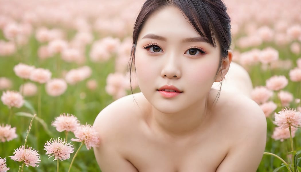 Tags: 21872187, SDXL
{"3": {"inputs": {"seed": 866864874876057, "steps": 32, "cfg": 5.52, "sampler_name": "dpmpp_2m", "scheduler": "karras", "denoise": 1.0, "model": ["27", 0], "positive": ["6", 0], "negative": ["7", 0], "latent_image": ["5", 0]}, "class_type": "KSampler"}, "4": {"inputs": {"ckpt_name": "juggernautXL_v8Rundiffusion.safetensors"}, "class_type": "CheckpointLoaderSimple"}, "5": {"inputs": {"width": 1344, "height": 768, "batch_size": 1}, "class_type": "EmptyLatentImage"}, "6": {"inputs": {"text": "24 year old girl, (taiwanese:1.06), (eyelashes:1.12), (sexy lips:0.99), (idol:1.00), (cute:1.11), (detailed face:1.11), (temptress:1.02), (pale skin:1.08), (seductive facial expression:1.14), (seductive pose:0.95), (double eyelids:1.02), (blush:0.99), (beautiful eyes:1.14), (perky ass:1.09), (exposed ass:1.02), (looking back:1.11), (sexy ass:1.01), (thigh gap:1.05), wearing (translucent clothes:1.01) on a flower field, (soft lighting:1.08), (detailed skin:1.03), (portra:1.08), (film:1.00), (skin fuzz:1.01), (natural looking skin:1.04), (textured skin:1.07), (RAW:1.08), (candid cinema:1.02)", "clip": ["27", 1]}, "class_type": "CLIPTextEncode"}, "7": {"inputs": {"text": "(bad hands:1.09), (worst quality:1.12), (low resolution:1.12), (twisted:1.13), (distorted:1.09), (watermark:1.05), (open mouth:1.12)", "clip": ["27", 1]}, "class_type": "CLIPTextEncode"}, "8": {"inputs": {"samples": ["3", 0], "vae": ["4", 2]}, "class_type": "VAEDecode"}, "25": {"inputs": {"lora_name": "nudify_xl.safetensors", "strength_model": 0.24, "strength_clip": 0.27, "model": ["4", 0], "clip": ["4", 1]}, "class_type": "LoraLoader"}, "26": {"inputs": {"lora_name": "shirtlift_SDXL_v2.safetensors", "strength_model": 0.05, "strength_clip": 0.12, "model": ["25", 0], "clip": ["25", 1]}, "class_type": "LoraLoader"}, "27": {"inputs": {"lora_name": "PerfectEyesXL.safetensors", "strength_model": 0.1, "strength_clip": 0.02, "model": ["26", 0], "clip": ["26", 1]}, "class_type": "LoraLoader"}, "30": {"inputs": {"model_name": "4x_NMKD-Superscale-SP_178000_G.pth"}, "class_type": "UpscaleModelLoader"}, "31": {"inputs": {"upscale_model": ["30", 0], "image": ["8", 0]}, "class_type": "ImageUpscaleWithModel"}, "32": {"inputs": {"upscale_method": "lanczos", "scale_by": 0.5, "image": ["31", 0]}, "class_type": "ImageScaleBy"}, "33": {"inputs": {"pixels": ["32", 0], "vae": ["4", 2]}, "class_type": "VAEEncode"}, "34": {"inputs": {"seed": 866864874876057, "steps": 32, "cfg": 5.52, "sampler_name": "dpmpp_2m", "scheduler": "karras", "denoise": 0.3, "model": ["27", 0], "positive": ["6", 0], "negative": ["7", 0], "latent_image": ["33", 0]}, "class_type": "KSampler"}, "36": {"inputs": {"samples": ["34", 0], "vae": ["4", 2]}, "class_type": "VAEDecode"}, "39": {"inputs": {"filename_prefix": "comfyapi-1707595803393", "images": ["36", 0]}, "class_type": "SaveImage"}}