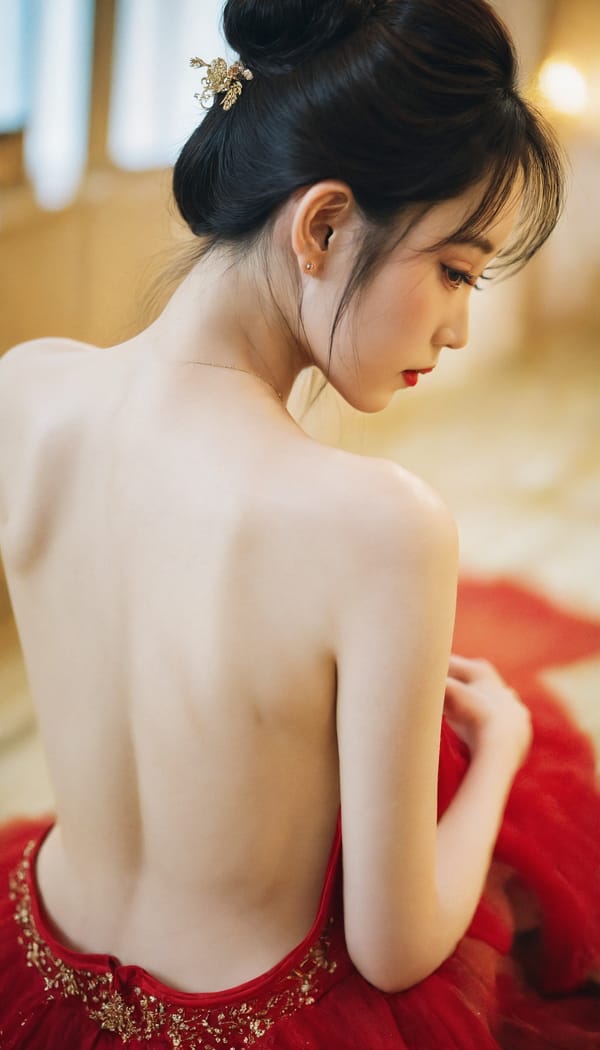 Tags: 21872187, SDXL
{"3": {"inputs": {"seed": 702583909167449, "steps": 64, "cfg": 5.97, "sampler_name": "dpmpp_2m", "scheduler": "karras", "denoise": 1.0, "model": ["27", 0], "positive": ["6", 0], "negative": ["7", 0], "latent_image": ["5", 0]}, "class_type": "KSampler"}, "4": {"inputs": {"ckpt_name": "helloworldxl.safetensors"}, "class_type": "CheckpointLoaderSimple"}, "5": {"inputs": {"width": 768, "height": 1344, "batch_size": 1}, "class_type": "EmptyLatentImage"}, "6": {"inputs": {"text": "27 year old girl, (korean:1.13), (russian:1.05), (idol:1.00), (beautiful eyes:1.05), (sexy lips:1.09), (pale skin:1.09), (detailed face:1.05), (cute:0.95), (temptress:1.00), (seductive pose:1.13), (eyelashes:1.11), (slim:1.12), (blush:0.95), (double eyelids:0.95), (on all fours:1.02), (spreading ass cheeks:0.99), (from behind:1.08), (backboob:1.02), (wearing a low-cut red dress:1.00) at a ballroom, (detailed skin:1.07), (film:1.01), (skin fuzz:1.07), (candid cinema:1.07), (soft lighting:1.09), (RAW:1.09), (portra:1.09), (natural looking skin:1.04), (textured skin:1.06)", "clip": ["27", 1]}, "class_type": "CLIPTextEncode"}, "7": {"inputs": {"text": "(worst quality:1.10), (open mouth:1.14), (distorted:1.10), (twisted:1.06), (bad hands:1.05), (low resolution:1.05), (watermark:1.08)", "clip": ["27", 1]}, "class_type": "CLIPTextEncode"}, "8": {"inputs": {"samples": ["3", 0], "vae": ["4", 2]}, "class_type": "VAEDecode"}, "25": {"inputs": {"lora_name": "nudify_xl.safetensors", "strength_model": 0.3, "strength_clip": 0.1, "model": ["4", 0], "clip": ["4", 1]}, "class_type": "LoraLoader"}, "26": {"inputs": {"lora_name": "shirtlift_SDXL_v2.safetensors", "strength_model": 0.0, "strength_clip": 0.11, "model": ["25", 0], "clip": ["25", 1]}, "class_type": "LoraLoader"}, "27": {"inputs": {"lora_name": "PerfectEyesXL.safetensors", "strength_model": 0.16, "strength_clip": 0.15, "model": ["26", 0], "clip": ["26", 1]}, "class_type": "LoraLoader"}, "30": {"inputs": {"model_name": "4x_NMKD-Superscale-SP_178000_G.pth"}, "class_type": "UpscaleModelLoader"}, "31": {"inputs": {"upscale_model": ["30", 0], "image": ["8", 0]}, "class_type": "ImageUpscaleWithModel"}, "32": {"inputs": {"upscale_method": "lanczos", "scale_by": 0.5, "image": ["31", 0]}, "class_type": "ImageScaleBy"}, "33": {"inputs": {"pixels": ["32", 0], "vae": ["4", 2]}, "class_type": "VAEEncode"}, "34": {"inputs": {"seed": 702583909167449, "steps": 64, "cfg": 5.97, "sampler_name": "dpmpp_2m", "scheduler": "karras", "denoise": 0.3, "model": ["27", 0], "positive": ["6", 0], "negative": ["7", 0], "latent_image": ["33", 0]}, "class_type": "KSampler"}, "36": {"inputs": {"samples": ["34", 0], "vae": ["4", 2]}, "class_type": "VAEDecode"}, "39": {"inputs": {"filename_prefix": "comfyapi-1716591101904", "images": ["36", 0]}, "class_type": "SaveImage"}}