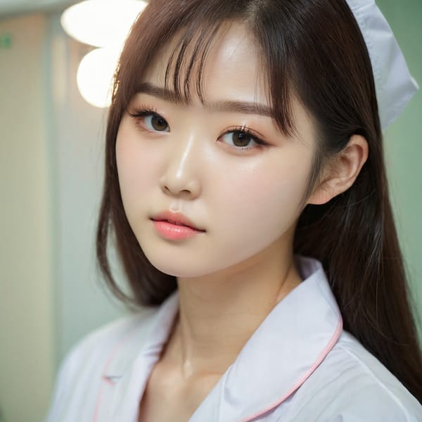 Tags: 21872187, SDXL
{"3": {"inputs": {"seed": 178711987313741, "steps": 32, "cfg": 6.31, "sampler_name": "dpmpp_2m", "scheduler": "karras", "denoise": 1.0, "model": ["27", 0], "positive": ["6", 0], "negative": ["7", 0], "latent_image": ["5", 0]}, "class_type": "KSampler"}, "4": {"inputs": {"ckpt_name": "juggernautxl.safetensors"}, "class_type": "CheckpointLoaderSimple"}, "5": {"inputs": {"width": 1024, "height": 1024, "batch_size": 1}, "class_type": "EmptyLatentImage"}, "6": {"inputs": {"text": "21 year old girl, (korean:1.12), (blush:0.99), (eyelashes:1.05), (seductive pose:1.11), (idol:0.99), (detailed face:0.99), (beautiful eyes:0.98), (seductive facial expression:1.10), (slim:0.97), (pale skin:1.04), (sexy lips:1.12), (cute:1.08), (temptress:1.10), (in a seductive pose:1.04), (large perky breasts:1.02), (cleavage:1.06), (thigh gap:0.95), (nurse in uniform:1.08) working in a hospital ward, (soft lighting:1.08), (skin fuzz:1.02), (detailed skin:1.05), (portra:1.02), (textured skin:1.08), (film:1.07), (natural looking skin:1.01), (candid cinema:1.06), (RAW:1.07)", "clip": ["27", 1]}, "class_type": "CLIPTextEncode"}, "7": {"inputs": {"text": "(distorted:1.11), (twisted:1.06), (low resolution:1.06), (bad hands:1.10), (worst quality:1.13), (watermark:1.14), (open mouth:1.10)", "clip": ["27", 1]}, "class_type": "CLIPTextEncode"}, "8": {"inputs": {"samples": ["3", 0], "vae": ["4", 2]}, "class_type": "VAEDecode"}, "25": {"inputs": {"lora_name": "nudify_xl.safetensors", "strength_model": 0.05, "strength_clip": 0.19, "model": ["4", 0], "clip": ["4", 1]}, "class_type": "LoraLoader"}, "26": {"inputs": {"lora_name": "shirtlift_SDXL_v2.safetensors", "strength_model": 0.04, "strength_clip": 0.0, "model": ["25", 0], "clip": ["25", 1]}, "class_type": "LoraLoader"}, "27": {"inputs": {"lora_name": "PerfectEyesXL.safetensors", "strength_model": 0.19, "strength_clip": 0.08, "model": ["26", 0], "clip": ["26", 1]}, "class_type": "LoraLoader"}, "30": {"inputs": {"model_name": "4x_NMKD-Superscale-SP_178000_G.pth"}, "class_type": "UpscaleModelLoader"}, "31": {"inputs": {"upscale_model": ["30", 0], "image": ["8", 0]}, "class_type": "ImageUpscaleWithModel"}, "32": {"inputs": {"upscale_method": "lanczos", "scale_by": 0.5, "image": ["31", 0]}, "class_type": "ImageScaleBy"}, "33": {"inputs": {"pixels": ["32", 0], "vae": ["4", 2]}, "class_type": "VAEEncode"}, "34": {"inputs": {"seed": 178711987313741, "steps": 32, "cfg": 6.31, "sampler_name": "dpmpp_2m", "scheduler": "karras", "denoise": 0.3, "model": ["27", 0], "positive": ["6", 0], "negative": ["7", 0], "latent_image": ["33", 0]}, "class_type": "KSampler"}, "36": {"inputs": {"samples": ["34", 0], "vae": ["4", 2]}, "class_type": "VAEDecode"}, "39": {"inputs": {"filename_prefix": "comfyapi-1725156251392", "images": ["36", 0]}, "class_type": "SaveImage"}}