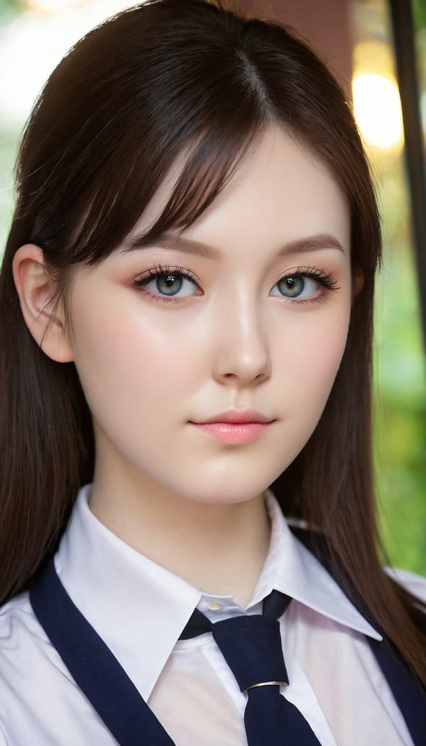 Tags: 21872187, SDXL
{"3": {"inputs": {"seed": 783449908557402, "steps": 32, "cfg": 7.69, "sampler_name": "dpmpp_2m", "scheduler": "karras", "denoise": 1.0, "model": ["27", 0], "positive": ["6", 0], "negative": ["7", 0], "latent_image": ["5", 0]}, "class_type": "KSampler"}, "4": {"inputs": {"ckpt_name": "juggernautXL_v8Rundiffusion.safetensors"}, "class_type": "CheckpointLoaderSimple"}, "5": {"inputs": {"width": 768, "height": 1344, "batch_size": 1}, "class_type": "EmptyLatentImage"}, "6": {"inputs": {"text": "22 year old girl, (detailed face:1.14), (slim:1.10), (sexy lips:0.99), (pale skin:1.12), (temptress:1.14), (beautiful eyes:1.03), (seductive pose:1.13), (seductive facial expression:0.98), (blush:1.05), (double eyelids:1.10), (cute:1.13), (eyelashes:0.98), (idol:0.96), (in a seductive pose:1.08), (large perky breasts:1.10), (cleavage:1.00), (thigh gap:1.05), (school uniform:1.13), choker, busy street, (skin fuzz:1.02), (soft lighting:1.09), (candid cinema:1.04), (natural looking skin:1.02), (detailed skin:1.03), (RAW:1.03), (portra:1.06), (textured skin:1.04), (film:1.09)", "clip": ["27", 1]}, "class_type": "CLIPTextEncode"}, "7": {"inputs": {"text": "(open mouth:1.09), (worst quality:1.14), (low resolution:1.13), (twisted:1.09), (bad hands:1.10), (distorted:1.12), (watermark:1.14)", "clip": ["27", 1]}, "class_type": "CLIPTextEncode"}, "8": {"inputs": {"samples": ["3", 0], "vae": ["4", 2]}, "class_type": "VAEDecode"}, "25": {"inputs": {"lora_name": "nudify_xl.safetensors", "strength_model": 0.11, "strength_clip": 0.01, "model": ["4", 0], "clip": ["4", 1]}, "class_type": "LoraLoader"}, "26": {"inputs": {"lora_name": "shirtlift_SDXL_v2.safetensors", "strength_model": 0.15, "strength_clip": 0.03, "model": ["25", 0], "clip": ["25", 1]}, "class_type": "LoraLoader"}, "27": {"inputs": {"lora_name": "PerfectEyesXL.safetensors", "strength_model": 0.09, "strength_clip": 0.15, "model": ["26", 0], "clip": ["26", 1]}, "class_type": "LoraLoader"}, "30": {"inputs": {"model_name": "4x_NMKD-Superscale-SP_178000_G.pth"}, "class_type": "UpscaleModelLoader"}, "31": {"inputs": {"upscale_model": ["30", 0], "image": ["8", 0]}, "class_type": "ImageUpscaleWithModel"}, "32": {"inputs": {"upscale_method": "lanczos", "scale_by": 0.5, "image": ["31", 0]}, "class_type": "ImageScaleBy"}, "33": {"inputs": {"pixels": ["32", 0], "vae": ["4", 2]}, "class_type": "VAEEncode"}, "34": {"inputs": {"seed": 783449908557402, "steps": 32, "cfg": 7.69, "sampler_name": "dpmpp_2m", "scheduler": "karras", "denoise": 0.3, "model": ["27", 0], "positive": ["6", 0], "negative": ["7", 0], "latent_image": ["33", 0]}, "class_type": "KSampler"}, "36": {"inputs": {"samples": ["34", 0], "vae": ["4", 2]}, "class_type": "VAEDecode"}, "39": {"inputs": {"filename_prefix": "comfyapi-1707606808605", "images": ["36", 0]}, "class_type": "SaveImage"}}