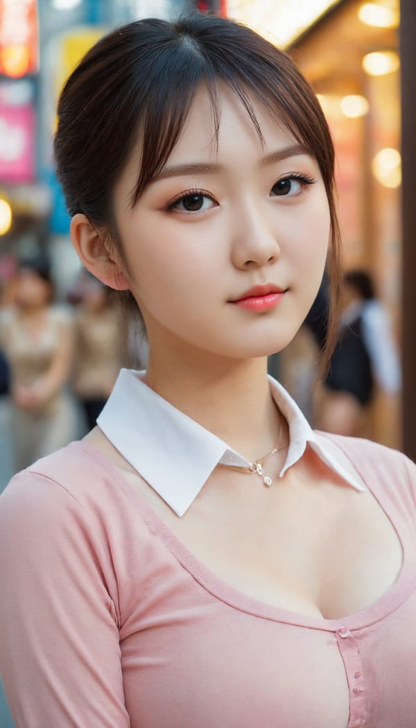 Tags: 21872187, SDXL
{"3": {"inputs": {"seed": 773005509078014, "steps": 64, "cfg": 6.1, "sampler_name": "dpmpp_2m", "scheduler": "karras", "denoise": 1.0, "model": ["27", 0], "positive": ["6", 0], "negative": ["7", 0], "latent_image": ["5", 0]}, "class_type": "KSampler"}, "4": {"inputs": {"ckpt_name": "juggernautXL_v8Rundiffusion.safetensors"}, "class_type": "CheckpointLoaderSimple"}, "5": {"inputs": {"width": 768, "height": 1344, "batch_size": 1}, "class_type": "EmptyLatentImage"}, "6": {"inputs": {"text": "19 year old girl, (ukrainian:1.02), (japanese:1.14), (korean:0.99), (blush:1.07), (double eyelids:1.14), (seductive pose:0.97), (beautiful eyes:1.03), (seductive facial expression:1.01), (temptress:1.07), (detailed face:1.05), (slim:0.97), (cute:0.99), (pale skin:0.96), (idol:1.01), (eyelashes:1.13), (in a seductive pose:1.02), (large perky breasts:1.08), (cleavage:1.13), (thigh gap:1.10), (school uniform:0.98), choker, busy street, (candid cinema:1.08), (skin fuzz:1.06), (textured skin:1.06), (detailed skin:1.06), (RAW:1.04), (soft lighting:1.05), (natural looking skin:1.07), (portra:1.01), (film:1.09)", "clip": ["27", 1]}, "class_type": "CLIPTextEncode"}, "7": {"inputs": {"text": "(low resolution:1.14), (open mouth:1.11), (watermark:1.08), (bad hands:1.12), (distorted:1.12), (worst quality:1.05), (twisted:1.06)", "clip": ["27", 1]}, "class_type": "CLIPTextEncode"}, "8": {"inputs": {"samples": ["3", 0], "vae": ["4", 2]}, "class_type": "VAEDecode"}, "25": {"inputs": {"lora_name": "nudify_xl.safetensors", "strength_model": 0.16, "strength_clip": 0.0, "model": ["4", 0], "clip": ["4", 1]}, "class_type": "LoraLoader"}, "26": {"inputs": {"lora_name": "shirtlift_SDXL_v2.safetensors", "strength_model": 0.06, "strength_clip": 0.08, "model": ["25", 0], "clip": ["25", 1]}, "class_type": "LoraLoader"}, "27": {"inputs": {"lora_name": "PerfectEyesXL.safetensors", "strength_model": 0.13, "strength_clip": 0.14, "model": ["26", 0], "clip": ["26", 1]}, "class_type": "LoraLoader"}, "30": {"inputs": {"model_name": "4x_NMKD-Superscale-SP_178000_G.pth"}, "class_type": "UpscaleModelLoader"}, "31": {"inputs": {"upscale_model": ["30", 0], "image": ["8", 0]}, "class_type": "ImageUpscaleWithModel"}, "32": {"inputs": {"upscale_method": "lanczos", "scale_by": 0.5, "image": ["31", 0]}, "class_type": "ImageScaleBy"}, "33": {"inputs": {"pixels": ["32", 0], "vae": ["4", 2]}, "class_type": "VAEEncode"}, "34": {"inputs": {"seed": 773005509078014, "steps": 64, "cfg": 6.1, "sampler_name": "dpmpp_2m", "scheduler": "karras", "denoise": 0.3, "model": ["27", 0], "positive": ["6", 0], "negative": ["7", 0], "latent_image": ["33", 0]}, "class_type": "KSampler"}, "36": {"inputs": {"samples": ["34", 0], "vae": ["4", 2]}, "class_type": "VAEDecode"}, "39": {"inputs": {"filename_prefix": "comfyapi-1707891930306", "images": ["36", 0]}, "class_type": "SaveImage"}}