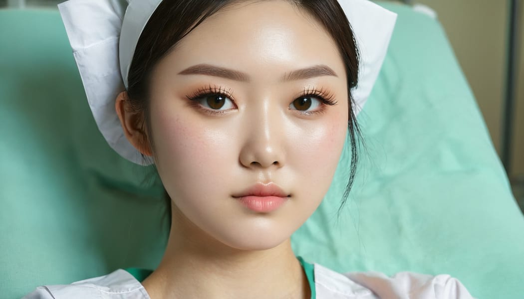 Tags: 21872187, SDXL
{"3": {"inputs": {"seed": 889437292449815, "steps": 32, "cfg": 7.59, "sampler_name": "dpmpp_2m", "scheduler": "karras", "denoise": 1.0, "model": ["27", 0], "positive": ["6", 0], "negative": ["7", 0], "latent_image": ["5", 0]}, "class_type": "KSampler"}, "4": {"inputs": {"ckpt_name": "juggernautxl.safetensors"}, "class_type": "CheckpointLoaderSimple"}, "5": {"inputs": {"width": 1344, "height": 768, "batch_size": 1}, "class_type": "EmptyLatentImage"}, "6": {"inputs": {"text": "22 year old girl, (chinese:1.04), (irish:1.09), (eyelashes:0.99), (blush:1.01), (cute:1.00), (detailed face:1.03), (sexy lips:1.01), (beautiful eyes:1.02), (seductive pose:1.11), (idol:1.07), (pale skin:1.00), (seductive facial expression:1.06), (double eyelids:0.99), (slim:1.06), (perky ass:1.07), (exposed ass:1.00), (looking back:1.05), (sexy ass:1.08), (thigh gap:0.97), (nurse in uniform:1.06) working in a hospital ward, (candid cinema:1.05), (RAW:1.00), (detailed skin:1.06), (textured skin:1.08), (skin fuzz:1.07), (portra:1.01), (soft lighting:1.00), (film:1.07), (natural looking skin:1.02)", "clip": ["27", 1]}, "class_type": "CLIPTextEncode"}, "7": {"inputs": {"text": "(bad hands:1.14), (twisted:1.09), (worst quality:1.07), (distorted:1.09), (open mouth:1.13), (watermark:1.05), (low resolution:1.11)", "clip": ["27", 1]}, "class_type": "CLIPTextEncode"}, "8": {"inputs": {"samples": ["3", 0], "vae": ["4", 2]}, "class_type": "VAEDecode"}, "25": {"inputs": {"lora_name": "nudify_xl.safetensors", "strength_model": 0.19, "strength_clip": 0.15, "model": ["4", 0], "clip": ["4", 1]}, "class_type": "LoraLoader"}, "26": {"inputs": {"lora_name": "shirtlift_SDXL_v2.safetensors", "strength_model": 0.05, "strength_clip": 0.11, "model": ["25", 0], "clip": ["25", 1]}, "class_type": "LoraLoader"}, "27": {"inputs": {"lora_name": "PerfectEyesXL.safetensors", "strength_model": 0.19, "strength_clip": 0.15, "model": ["26", 0], "clip": ["26", 1]}, "class_type": "LoraLoader"}, "30": {"inputs": {"model_name": "4x_NMKD-Superscale-SP_178000_G.pth"}, "class_type": "UpscaleModelLoader"}, "31": {"inputs": {"upscale_model": ["30", 0], "image": ["8", 0]}, "class_type": "ImageUpscaleWithModel"}, "32": {"inputs": {"upscale_method": "lanczos", "scale_by": 0.5, "image": ["31", 0]}, "class_type": "ImageScaleBy"}, "33": {"inputs": {"pixels": ["32", 0], "vae": ["4", 2]}, "class_type": "VAEEncode"}, "34": {"inputs": {"seed": 889437292449815, "steps": 32, "cfg": 7.59, "sampler_name": "dpmpp_2m", "scheduler": "karras", "denoise": 0.3, "model": ["27", 0], "positive": ["6", 0], "negative": ["7", 0], "latent_image": ["33", 0]}, "class_type": "KSampler"}, "36": {"inputs": {"samples": ["34", 0], "vae": ["4", 2]}, "class_type": "VAEDecode"}, "39": {"inputs": {"filename_prefix": "comfyapi-1713622608065", "images": ["36", 0]}, "class_type": "SaveImage"}}