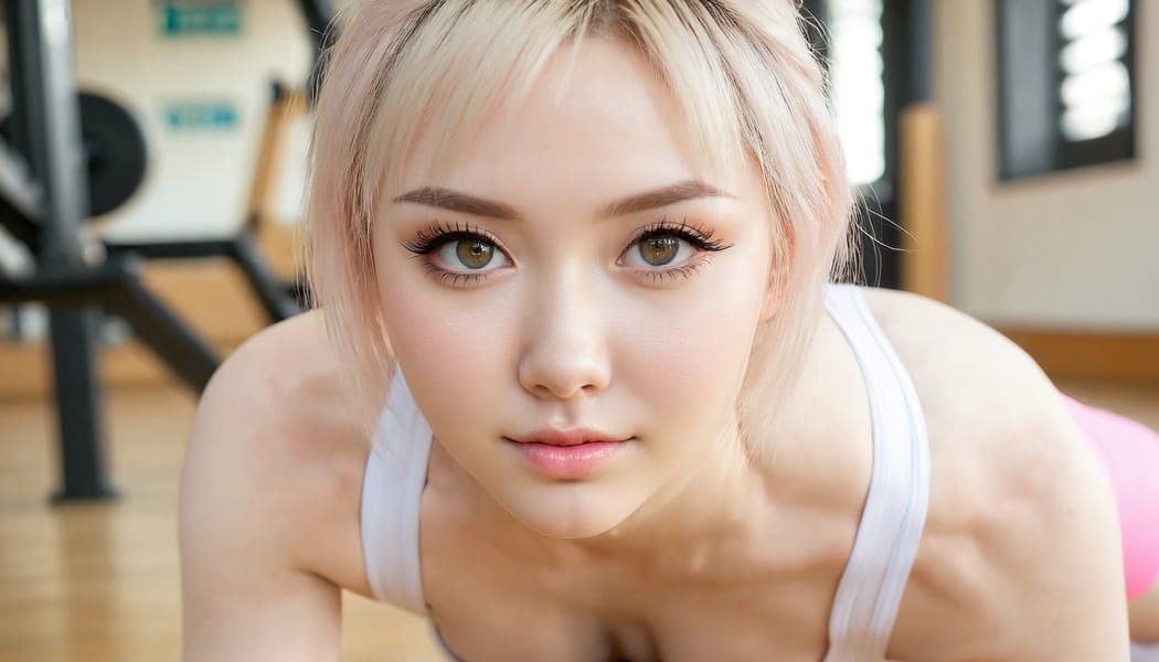 Tags: 21872187, SDXL
{"3": {"inputs": {"seed": 249393968246370, "steps": 32, "cfg": 7.85, "sampler_name": "dpmpp_2m", "scheduler": "karras", "denoise": 1.0, "model": ["27", 0], "positive": ["6", 0], "negative": ["7", 0], "latent_image": ["5", 0]}, "class_type": "KSampler"}, "4": {"inputs": {"ckpt_name": "juggernautxl.safetensors"}, "class_type": "CheckpointLoaderSimple"}, "5": {"inputs": {"width": 1344, "height": 768, "batch_size": 1}, "class_type": "EmptyLatentImage"}, "6": {"inputs": {"text": "21 year old girl, (seductive facial expression:1.00), (seductive pose:1.06), (blush:1.08), (double eyelids:1.12), (beautiful eyes:1.11), (pale skin:1.04), (idol:1.04), (slim:1.09), (temptress:1.05), (eyelashes:1.10), (detailed face:0.97), (cute:1.01), (on all fours:1.08), (spreading ass cheeks:1.08), (from behind:1.10), (backboob:1.04), (in skimpy gym outfit:1.05) at a gym, (detailed skin:1.05), (film:1.06), (skin fuzz:1.04), (soft lighting:1.05), (natural looking skin:1.00), (portra:1.06), (textured skin:1.00), (candid cinema:1.09), (RAW:1.09)", "clip": ["27", 1]}, "class_type": "CLIPTextEncode"}, "7": {"inputs": {"text": "(worst quality:1.12), (twisted:1.07), (low resolution:1.11), (bad hands:1.09), (watermark:1.14), (distorted:1.14), (open mouth:1.12)", "clip": ["27", 1]}, "class_type": "CLIPTextEncode"}, "8": {"inputs": {"samples": ["3", 0], "vae": ["4", 2]}, "class_type": "VAEDecode"}, "25": {"inputs": {"lora_name": "nudify_xl.safetensors", "strength_model": 0.19, "strength_clip": 0.03, "model": ["4", 0], "clip": ["4", 1]}, "class_type": "LoraLoader"}, "26": {"inputs": {"lora_name": "shirtlift_SDXL_v2.safetensors", "strength_model": 0.11, "strength_clip": 0.03, "model": ["25", 0], "clip": ["25", 1]}, "class_type": "LoraLoader"}, "27": {"inputs": {"lora_name": "PerfectEyesXL.safetensors", "strength_model": 0.18, "strength_clip": 0.17, "model": ["26", 0], "clip": ["26", 1]}, "class_type": "LoraLoader"}, "30": {"inputs": {"model_name": "4x_NMKD-Superscale-SP_178000_G.pth"}, "class_type": "UpscaleModelLoader"}, "31": {"inputs": {"upscale_model": ["30", 0], "image": ["8", 0]}, "class_type": "ImageUpscaleWithModel"}, "32": {"inputs": {"upscale_method": "lanczos", "scale_by": 0.5, "image": ["31", 0]}, "class_type": "ImageScaleBy"}, "33": {"inputs": {"pixels": ["32", 0], "vae": ["4", 2]}, "class_type": "VAEEncode"}, "34": {"inputs": {"seed": 249393968246370, "steps": 32, "cfg": 7.85, "sampler_name": "dpmpp_2m", "scheduler": "karras", "denoise": 0.3, "model": ["27", 0], "positive": ["6", 0], "negative": ["7", 0], "latent_image": ["33", 0]}, "class_type": "KSampler"}, "36": {"inputs": {"samples": ["34", 0], "vae": ["4", 2]}, "class_type": "VAEDecode"}, "39": {"inputs": {"filename_prefix": "comfyapi-1732802583744", "images": ["36", 0]}, "class_type": "SaveImage"}}