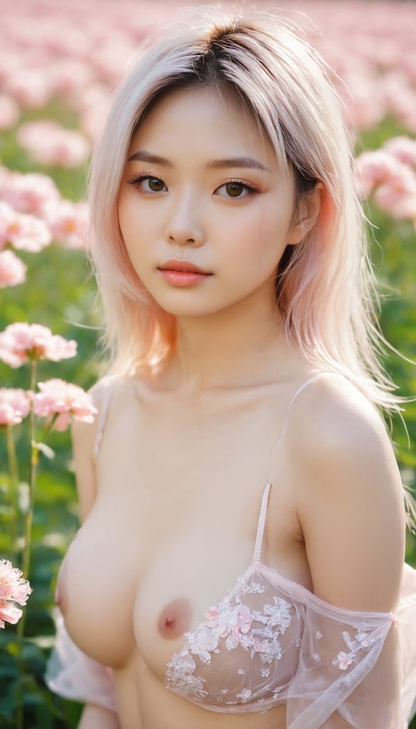 Tags: 21872187, SDXL
{"3": {"inputs": {"seed": 370732991488610, "steps": 64, "cfg": 5.07, "sampler_name": "dpmpp_2m", "scheduler": "karras", "denoise": 1.0, "model": ["27", 0], "positive": ["6", 0], "negative": ["7", 0], "latent_image": ["5", 0]}, "class_type": "KSampler"}, "4": {"inputs": {"ckpt_name": "juggernautxl.safetensors"}, "class_type": "CheckpointLoaderSimple"}, "5": {"inputs": {"width": 768, "height": 1344, "batch_size": 1}, "class_type": "EmptyLatentImage"}, "6": {"inputs": {"text": "24 year old girl, (taiwanese:1.08), (russian:0.95), (sexy lips:1.03), (cute:1.05), (idol:1.12), (slim:1.14), (seductive facial expression:0.95), (temptress:1.08), (detailed face:1.08), (blush:1.00), (eyelashes:1.03), (double eyelids:0.95), (pale skin:1.07), (seductive pose:1.01), (beautiful eyes:1.10), (in a seductive pose:1.12), (large perky breasts:0.97), (cleavage:1.11), (thigh gap:1.06), wearing (translucent clothes:1.02) on a flower field, (detailed skin:1.04), (natural looking skin:1.06), (textured skin:1.01), (portra:1.03), (film:1.05), (soft lighting:1.06), (candid cinema:1.05), (skin fuzz:1.05), (RAW:1.08)", "clip": ["27", 1]}, "class_type": "CLIPTextEncode"}, "7": {"inputs": {"text": "(open mouth:1.12), (worst quality:1.14), (distorted:1.07), (low resolution:1.12), (watermark:1.10), (twisted:1.07), (bad hands:1.07)", "clip": ["27", 1]}, "class_type": "CLIPTextEncode"}, "8": {"inputs": {"samples": ["3", 0], "vae": ["4", 2]}, "class_type": "VAEDecode"}, "25": {"inputs": {"lora_name": "nudify_xl.safetensors", "strength_model": 0.17, "strength_clip": 0.05, "model": ["4", 0], "clip": ["4", 1]}, "class_type": "LoraLoader"}, "26": {"inputs": {"lora_name": "shirtlift_SDXL_v2.safetensors", "strength_model": 0.05, "strength_clip": 0.05, "model": ["25", 0], "clip": ["25", 1]}, "class_type": "LoraLoader"}, "27": {"inputs": {"lora_name": "PerfectEyesXL.safetensors", "strength_model": 0.08, "strength_clip": 0.16, "model": ["26", 0], "clip": ["26", 1]}, "class_type": "LoraLoader"}, "30": {"inputs": {"model_name": "4x_NMKD-Superscale-SP_178000_G.pth"}, "class_type": "UpscaleModelLoader"}, "31": {"inputs": {"upscale_model": ["30", 0], "image": ["8", 0]}, "class_type": "ImageUpscaleWithModel"}, "32": {"inputs": {"upscale_method": "lanczos", "scale_by": 0.5, "image": ["31", 0]}, "class_type": "ImageScaleBy"}, "33": {"inputs": {"pixels": ["32", 0], "vae": ["4", 2]}, "class_type": "VAEEncode"}, "34": {"inputs": {"seed": 370732991488610, "steps": 64, "cfg": 5.07, "sampler_name": "dpmpp_2m", "scheduler": "karras", "denoise": 0.3, "model": ["27", 0], "positive": ["6", 0], "negative": ["7", 0], "latent_image": ["33", 0]}, "class_type": "KSampler"}, "36": {"inputs": {"samples": ["34", 0], "vae": ["4", 2]}, "class_type": "VAEDecode"}, "39": {"inputs": {"filename_prefix": "comfyapi-1735316150201", "images": ["36", 0]}, "class_type": "SaveImage"}}