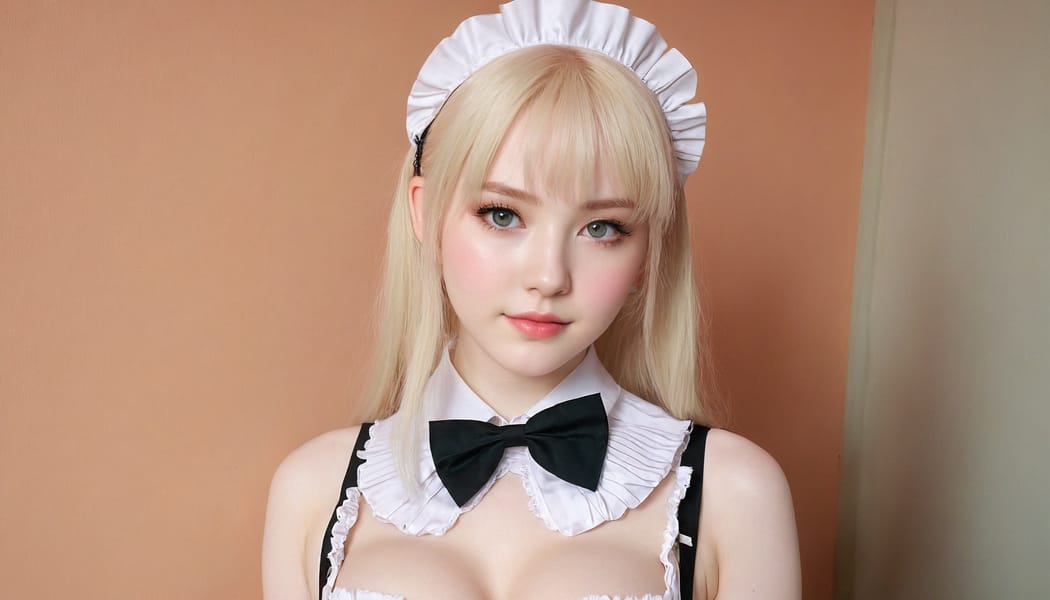 Tags: 21872187, SDXL
{"3": {"inputs": {"seed": 780311166784148, "steps": 64, "cfg": 5.64, "sampler_name": "dpmpp_2m", "scheduler": "karras", "denoise": 1.0, "model": ["27", 0], "positive": ["6", 0], "negative": ["7", 0], "latent_image": ["5", 0]}, "class_type": "KSampler"}, "4": {"inputs": {"ckpt_name": "juggernautxl.safetensors"}, "class_type": "CheckpointLoaderSimple"}, "5": {"inputs": {"width": 1344, "height": 768, "batch_size": 1}, "class_type": "EmptyLatentImage"}, "6": {"inputs": {"text": "18 year old girl, (beautiful eyes:1.00), (eyelashes:1.08), (detailed face:1.09), (pale skin:1.13), (idol:0.97), (temptress:1.07), (double eyelids:0.96), (sexy lips:1.08), (slim:1.04), (blush:1.05), (seductive facial expression:1.14), (cute:0.95), (seductive pose:1.14), (in a seductive pose:1.07), (large perky breasts:1.06), (cleavage:0.95), (thigh gap:0.97), in a (skimpy maid costume:0.97) working at a maid cafe, choker, bowtie, headband, pleated skirt, (portra:1.03), (textured skin:1.02), (natural looking skin:1.08), (soft lighting:1.04), (detailed skin:1.01), (skin fuzz:1.02), (candid cinema:1.05), (RAW:1.03), (film:1.05)", "clip": ["27", 1]}, "class_type": "CLIPTextEncode"}, "7": {"inputs": {"text": "(bad hands:1.08), (twisted:1.14), (open mouth:1.06), (distorted:1.13), (low resolution:1.10), (watermark:1.09)", "clip": ["27", 1]}, "class_type": "CLIPTextEncode"}, "8": {"inputs": {"samples": ["3", 0], "vae": ["4", 2]}, "class_type": "VAEDecode"}, "25": {"inputs": {"lora_name": "nudify_xl.safetensors", "strength_model": 0.18, "strength_clip": 0.11, "model": ["4", 0], "clip": ["4", 1]}, "class_type": "LoraLoader"}, "26": {"inputs": {"lora_name": "shirtlift_SDXL_v2.safetensors", "strength_model": 0.05, "strength_clip": 0.1, "model": ["25", 0], "clip": ["25", 1]}, "class_type": "LoraLoader"}, "27": {"inputs": {"lora_name": "PerfectEyesXL.safetensors", "strength_model": 0.03, "strength_clip": 0.11, "model": ["26", 0], "clip": ["26", 1]}, "class_type": "LoraLoader"}, "30": {"inputs": {"model_name": "4x_NMKD-Superscale-SP_178000_G.pth"}, "class_type": "UpscaleModelLoader"}, "31": {"inputs": {"upscale_model": ["30", 0], "image": ["8", 0]}, "class_type": "ImageUpscaleWithModel"}, "32": {"inputs": {"upscale_method": "lanczos", "scale_by": 0.5, "image": ["31", 0]}, "class_type": "ImageScaleBy"}, "33": {"inputs": {"pixels": ["32", 0], "vae": ["4", 2]}, "class_type": "VAEEncode"}, "34": {"inputs": {"seed": 780311166784148, "steps": 64, "cfg": 5.64, "sampler_name": "dpmpp_2m", "scheduler": "karras", "denoise": 0.3, "model": ["27", 0], "positive": ["6", 0], "negative": ["7", 0], "latent_image": ["33", 0]}, "class_type": "KSampler"}, "36": {"inputs": {"samples": ["34", 0], "vae": ["4", 2]}, "class_type": "VAEDecode"}, "39": {"inputs": {"filename_prefix": "comfyapi-1732317639494", "images": ["36", 0]}, "class_type": "SaveImage"}}