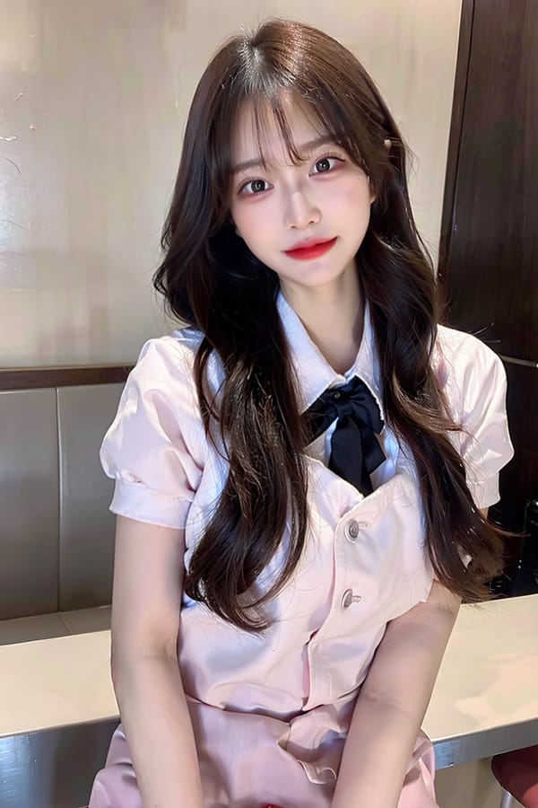 Tags: 21872187
<lora:mix4:0.44>, <lora:JapaneseDollLikeness_v15:0.69>, <lora:koreanDollLikeness:0.66>, <lora:taiwanDollLikeness_v20:0.55>, <lora:YaeMiko_Test:0.40>, (waitress wearing uniform:1.17), restaurant, (seductive pose:0.95), extremely detailed eyes, extremely detailed face, cute, (photorealistic:0.93), sexy lips, seductive smile, double eyelids, full body portrait, 4K, RAW, hyper realistic, (thigh gap:0.95), blush, delicate and beautiful girl, 1girl, solo
Negative prompt: sketches, anime, (worst quality:1.97)
Steps: 32, Sampler: DPM++ 2M Karras, CFG scale: 5.71, Seed: 1841937034, Size: 512x768, Model hash: fc2511737a, Model: chilloutmix_NiPrunedFp32Fix, Seed resize from: -1x-1, Denoising strength: 0.5, Version: v1.2.1, Hires upscale: 2.0, Hires steps: 16, Hires upscaler: ESRGAN_4x