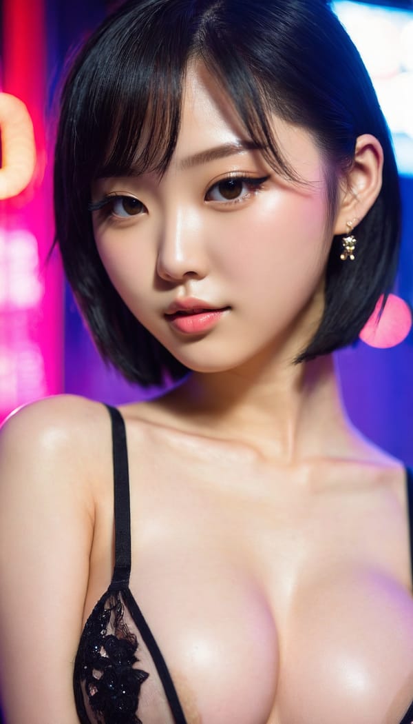 Tags: 21872187, SDXL
{"3": {"inputs": {"seed": 663060955021833, "steps": 64, "cfg": 7.78, "sampler_name": "dpmpp_2m", "scheduler": "karras", "denoise": 1.0, "model": ["27", 0], "positive": ["6", 0], "negative": ["7", 0], "latent_image": ["5", 0]}, "class_type": "KSampler"}, "4": {"inputs": {"ckpt_name": "juggernautxl.safetensors"}, "class_type": "CheckpointLoaderSimple"}, "5": {"inputs": {"width": 768, "height": 1344, "batch_size": 1}, "class_type": "EmptyLatentImage"}, "6": {"inputs": {"text": "23 year old girl, (korean:0.96), (chinese:1.07), (sexy lips:1.00), (blush:1.01), (eyelashes:0.97), (beautiful eyes:0.96), (slim:1.02), (double eyelids:1.03), (temptress:1.04), (idol:0.97), (seductive facial expression:1.10), (seductive pose:1.13), (pale skin:0.97), (detailed face:1.00), (cute:0.98), (in a seductive pose:0.99), (large perky breasts:1.00), (cleavage:0.99), (thigh gap:1.06), (a pole dancer:1.03) at a night club, (natural looking skin:1.01), (textured skin:1.08), (portra:1.06), (skin fuzz:1.09), (film:1.07), (detailed skin:1.03), (candid cinema:1.08), (RAW:1.00), (soft lighting:1.01)", "clip": ["27", 1]}, "class_type": "CLIPTextEncode"}, "7": {"inputs": {"text": "(twisted:1.11), (bad hands:1.08), (watermark:1.06), (worst quality:1.06), (distorted:1.05), (open mouth:1.07), (low resolution:1.14)", "clip": ["27", 1]}, "class_type": "CLIPTextEncode"}, "8": {"inputs": {"samples": ["3", 0], "vae": ["4", 2]}, "class_type": "VAEDecode"}, "25": {"inputs": {"lora_name": "nudify_xl.safetensors", "strength_model": 0.37, "strength_clip": 0.01, "model": ["4", 0], "clip": ["4", 1]}, "class_type": "LoraLoader"}, "26": {"inputs": {"lora_name": "shirtlift_SDXL_v2.safetensors", "strength_model": 0.08, "strength_clip": 0.09, "model": ["25", 0], "clip": ["25", 1]}, "class_type": "LoraLoader"}, "27": {"inputs": {"lora_name": "PerfectEyesXL.safetensors", "strength_model": 0.17, "strength_clip": 0.16, "model": ["26", 0], "clip": ["26", 1]}, "class_type": "LoraLoader"}, "30": {"inputs": {"model_name": "4x_NMKD-Superscale-SP_178000_G.pth"}, "class_type": "UpscaleModelLoader"}, "31": {"inputs": {"upscale_model": ["30", 0], "image": ["8", 0]}, "class_type": "ImageUpscaleWithModel"}, "32": {"inputs": {"upscale_method": "lanczos", "scale_by": 0.5, "image": ["31", 0]}, "class_type": "ImageScaleBy"}, "33": {"inputs": {"pixels": ["32", 0], "vae": ["4", 2]}, "class_type": "VAEEncode"}, "34": {"inputs": {"seed": 663060955021833, "steps": 64, "cfg": 7.78, "sampler_name": "dpmpp_2m", "scheduler": "karras", "denoise": 0.3, "model": ["27", 0], "positive": ["6", 0], "negative": ["7", 0], "latent_image": ["33", 0]}, "class_type": "KSampler"}, "36": {"inputs": {"samples": ["34", 0], "vae": ["4", 2]}, "class_type": "VAEDecode"}, "39": {"inputs": {"filename_prefix": "comfyapi-1714839455021", "images": ["36", 0]}, "class_type": "SaveImage"}}