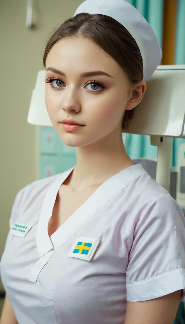 Tags: 21872187, SDXL
{"3": {"inputs": {"seed": 990499307876987, "steps": 64, "cfg": 7.79, "sampler_name": "dpmpp_2m", "scheduler": "karras", "denoise": 1.0, "model": ["27", 0], "positive": ["6", 0], "negative": ["7", 0], "latent_image": ["5", 0]}, "class_type": "KSampler"}, "4": {"inputs": {"ckpt_name": "juggernautxl.safetensors"}, "class_type": "CheckpointLoaderSimple"}, "5": {"inputs": {"width": 768, "height": 1344, "batch_size": 1}, "class_type": "EmptyLatentImage"}, "6": {"inputs": {"text": "19 year old girl, (ukrainian:1.00), (cute:1.01), (double eyelids:1.06), (beautiful eyes:1.03), (blush:1.07), (detailed face:1.07), (pale skin:0.98), (seductive pose:0.96), (sexy lips:1.04), (idol:1.00), (slim:0.98), (temptress:0.98), (eyelashes:1.07), (seductive facial expression:1.04), (in a seductive pose:0.96), (large perky breasts:1.02), (cleavage:1.08), (thigh gap:1.14), (nurse in uniform:1.04) working in a hospital ward, (film:1.05), (portra:1.07), (textured skin:1.08), (natural looking skin:1.03), (candid cinema:1.02), (RAW:1.08), (soft lighting:1.05), (detailed skin:1.06), (skin fuzz:1.07)", "clip": ["27", 1]}, "class_type": "CLIPTextEncode"}, "7": {"inputs": {"text": "(open mouth:1.12), (low resolution:1.12), (worst quality:1.14), (distorted:1.08), (watermark:1.12), (bad hands:1.14), (twisted:1.10)", "clip": ["27", 1]}, "class_type": "CLIPTextEncode"}, "8": {"inputs": {"samples": ["3", 0], "vae": ["4", 2]}, "class_type": "VAEDecode"}, "25": {"inputs": {"lora_name": "nudify_xl.safetensors", "strength_model": 0.33, "strength_clip": 0.25, "model": ["4", 0], "clip": ["4", 1]}, "class_type": "LoraLoader"}, "26": {"inputs": {"lora_name": "shirtlift_SDXL_v2.safetensors", "strength_model": 0.01, "strength_clip": 0.04, "model": ["25", 0], "clip": ["25", 1]}, "class_type": "LoraLoader"}, "27": {"inputs": {"lora_name": "PerfectEyesXL.safetensors", "strength_model": 0.12, "strength_clip": 0.12, "model": ["26", 0], "clip": ["26", 1]}, "class_type": "LoraLoader"}, "30": {"inputs": {"model_name": "4x_NMKD-Superscale-SP_178000_G.pth"}, "class_type": "UpscaleModelLoader"}, "31": {"inputs": {"upscale_model": ["30", 0], "image": ["8", 0]}, "class_type": "ImageUpscaleWithModel"}, "32": {"inputs": {"upscale_method": "lanczos", "scale_by": 0.5, "image": ["31", 0]}, "class_type": "ImageScaleBy"}, "33": {"inputs": {"pixels": ["32", 0], "vae": ["4", 2]}, "class_type": "VAEEncode"}, "34": {"inputs": {"seed": 990499307876987, "steps": 64, "cfg": 7.79, "sampler_name": "dpmpp_2m", "scheduler": "karras", "denoise": 0.3, "model": ["27", 0], "positive": ["6", 0], "negative": ["7", 0], "latent_image": ["33", 0]}, "class_type": "KSampler"}, "36": {"inputs": {"samples": ["34", 0], "vae": ["4", 2]}, "class_type": "VAEDecode"}, "39": {"inputs": {"filename_prefix": "comfyapi-1725056319058", "images": ["36", 0]}, "class_type": "SaveImage"}}