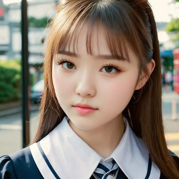 Tags: 21872187, SDXL
{"3": {"inputs": {"seed": 342889833268285, "steps": 32, "cfg": 7.27, "sampler_name": "dpmpp_2m", "scheduler": "karras", "denoise": 1.0, "model": ["27", 0], "positive": ["6", 0], "negative": ["7", 0], "latent_image": ["5", 0]}, "class_type": "KSampler"}, "4": {"inputs": {"ckpt_name": "juggernautxl.safetensors"}, "class_type": "CheckpointLoaderSimple"}, "5": {"inputs": {"width": 1024, "height": 1024, "batch_size": 1}, "class_type": "EmptyLatentImage"}, "6": {"inputs": {"text": "20 year old girl, (double eyelids:1.05), (idol:1.06), (sexy lips:1.04), (detailed face:1.09), (temptress:0.96), (seductive pose:0.95), (blush:0.96), (cute:1.08), (beautiful eyes:0.98), (slim:1.05), (eyelashes:1.02), (pale skin:0.99), (seductive facial expression:1.03), (in a seductive pose:0.98), (large perky breasts:0.96), (cleavage:0.96), (thigh gap:1.02), (school uniform:1.07), choker, busy street, (portra:1.09), (film:1.06), (textured skin:1.05), (detailed skin:1.08), (soft lighting:1.07), (RAW:1.05), (natural looking skin:1.07), (candid cinema:1.00), (skin fuzz:1.05)", "clip": ["27", 1]}, "class_type": "CLIPTextEncode"}, "7": {"inputs": {"text": "(bad hands:1.07), (worst quality:1.06), (twisted:1.11), (open mouth:1.12), (distorted:1.12), (low resolution:1.11)", "clip": ["27", 1]}, "class_type": "CLIPTextEncode"}, "8": {"inputs": {"samples": ["3", 0], "vae": ["4", 2]}, "class_type": "VAEDecode"}, "25": {"inputs": {"lora_name": "nudify_xl.safetensors", "strength_model": 0.36, "strength_clip": 0.11, "model": ["4", 0], "clip": ["4", 1]}, "class_type": "LoraLoader"}, "26": {"inputs": {"lora_name": "shirtlift_SDXL_v2.safetensors", "strength_model": 0.1, "strength_clip": 0.13, "model": ["25", 0], "clip": ["25", 1]}, "class_type": "LoraLoader"}, "27": {"inputs": {"lora_name": "PerfectEyesXL.safetensors", "strength_model": 0.08, "strength_clip": 0.15, "model": ["26", 0], "clip": ["26", 1]}, "class_type": "LoraLoader"}, "30": {"inputs": {"model_name": "4x_NMKD-Superscale-SP_178000_G.pth"}, "class_type": "UpscaleModelLoader"}, "31": {"inputs": {"upscale_model": ["30", 0], "image": ["8", 0]}, "class_type": "ImageUpscaleWithModel"}, "32": {"inputs": {"upscale_method": "lanczos", "scale_by": 0.5, "image": ["31", 0]}, "class_type": "ImageScaleBy"}, "33": {"inputs": {"pixels": ["32", 0], "vae": ["4", 2]}, "class_type": "VAEEncode"}, "34": {"inputs": {"seed": 342889833268285, "steps": 32, "cfg": 7.27, "sampler_name": "dpmpp_2m", "scheduler": "karras", "denoise": 0.3, "model": ["27", 0], "positive": ["6", 0], "negative": ["7", 0], "latent_image": ["33", 0]}, "class_type": "KSampler"}, "36": {"inputs": {"samples": ["34", 0], "vae": ["4", 2]}, "class_type": "VAEDecode"}, "39": {"inputs": {"filename_prefix": "comfyapi-1716232526283", "images": ["36", 0]}, "class_type": "SaveImage"}}