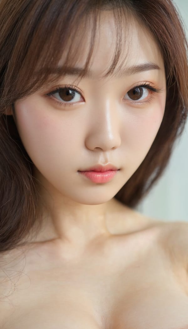 Tags: 21872187, SDXL
{"3": {"inputs": {"seed": 495872277146363, "steps": 32, "cfg": 5.95, "sampler_name": "dpmpp_2m", "scheduler": "karras", "denoise": 1.0, "model": ["27", 0], "positive": ["6", 0], "negative": ["7", 0], "latent_image": ["5", 0]}, "class_type": "KSampler"}, "4": {"inputs": {"ckpt_name": "juggernautxl.safetensors"}, "class_type": "CheckpointLoaderSimple"}, "5": {"inputs": {"width": 768, "height": 1344, "batch_size": 1}, "class_type": "EmptyLatentImage"}, "6": {"inputs": {"text": "18 year old girl, (korean:1.08), (japanese:1.09), (double eyelids:1.06), (eyelashes:0.99), (blush:0.96), (pale skin:1.07), (cute:0.97), (slim:0.99), (beautiful eyes:1.13), (temptress:1.09), (sexy lips:1.13), (seductive pose:1.08), (seductive facial expression:1.02), (detailed face:0.98), (idol:0.97), (in a seductive pose:1.01), (large perky breasts:1.03), (cleavage:1.08), (thigh gap:1.10), (an office lady:1.05), (natural looking skin:1.08), (film:1.08), (candid cinema:1.02), (skin fuzz:1.02), (detailed skin:1.03), (portra:1.01), (soft lighting:1.00), (RAW:1.01), (textured skin:1.07)", "clip": ["27", 1]}, "class_type": "CLIPTextEncode"}, "7": {"inputs": {"text": "(bad hands:1.14), (low resolution:1.13), (watermark:1.10), (worst quality:1.14), (distorted:1.08), (open mouth:1.12), (twisted:1.06)", "clip": ["27", 1]}, "class_type": "CLIPTextEncode"}, "8": {"inputs": {"samples": ["3", 0], "vae": ["4", 2]}, "class_type": "VAEDecode"}, "25": {"inputs": {"lora_name": "nudify_xl.safetensors", "strength_model": 0.1, "strength_clip": 0.09, "model": ["4", 0], "clip": ["4", 1]}, "class_type": "LoraLoader"}, "26": {"inputs": {"lora_name": "shirtlift_SDXL_v2.safetensors", "strength_model": 0.04, "strength_clip": 0.19, "model": ["25", 0], "clip": ["25", 1]}, "class_type": "LoraLoader"}, "27": {"inputs": {"lora_name": "PerfectEyesXL.safetensors", "strength_model": 0.0, "strength_clip": 0.12, "model": ["26", 0], "clip": ["26", 1]}, "class_type": "LoraLoader"}, "30": {"inputs": {"model_name": "4x_NMKD-Superscale-SP_178000_G.pth"}, "class_type": "UpscaleModelLoader"}, "31": {"inputs": {"upscale_model": ["30", 0], "image": ["8", 0]}, "class_type": "ImageUpscaleWithModel"}, "32": {"inputs": {"upscale_method": "lanczos", "scale_by": 0.5, "image": ["31", 0]}, "class_type": "ImageScaleBy"}, "33": {"inputs": {"pixels": ["32", 0], "vae": ["4", 2]}, "class_type": "VAEEncode"}, "34": {"inputs": {"seed": 495872277146363, "steps": 32, "cfg": 5.95, "sampler_name": "dpmpp_2m", "scheduler": "karras", "denoise": 0.3, "model": ["27", 0], "positive": ["6", 0], "negative": ["7", 0], "latent_image": ["33", 0]}, "class_type": "KSampler"}, "36": {"inputs": {"samples": ["34", 0], "vae": ["4", 2]}, "class_type": "VAEDecode"}, "39": {"inputs": {"filename_prefix": "comfyapi-1715036948284", "images": ["36", 0]}, "class_type": "SaveImage"}}