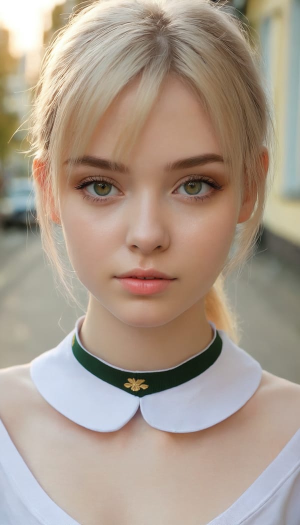 Tags: 21872187, SDXL
{"3": {"inputs": {"seed": 443282057782666, "steps": 32, "cfg": 5.31, "sampler_name": "dpmpp_2m", "scheduler": "karras", "denoise": 1.0, "model": ["27", 0], "positive": ["6", 0], "negative": ["7", 0], "latent_image": ["5", 0]}, "class_type": "KSampler"}, "4": {"inputs": {"ckpt_name": "juggernautxl.safetensors"}, "class_type": "CheckpointLoaderSimple"}, "5": {"inputs": {"width": 768, "height": 1344, "batch_size": 1}, "class_type": "EmptyLatentImage"}, "6": {"inputs": {"text": "18 year old girl, (ukrainian:1.03), (irish:1.14), (russian:1.05), (detailed face:1.01), (beautiful eyes:1.01), (blush:1.06), (seductive facial expression:1.04), (sexy lips:1.04), (idol:1.01), (cute:1.00), (slim:0.98), (seductive pose:0.97), (eyelashes:0.95), (pale skin:1.07), (in a seductive pose:1.02), (large perky breasts:0.99), (cleavage:0.95), (thigh gap:1.14), (school uniform:0.96), choker, busy street, (textured skin:1.07), (soft lighting:1.05), (skin fuzz:1.09), (film:1.03), (natural looking skin:1.03), (portra:1.05), (detailed skin:1.05), (RAW:1.07), (candid cinema:1.09)", "clip": ["27", 1]}, "class_type": "CLIPTextEncode"}, "7": {"inputs": {"text": "(distorted:1.13), (worst quality:1.10), (low resolution:1.06), (watermark:1.09), (open mouth:1.12), (bad hands:1.08), (twisted:1.14)", "clip": ["27", 1]}, "class_type": "CLIPTextEncode"}, "8": {"inputs": {"samples": ["3", 0], "vae": ["4", 2]}, "class_type": "VAEDecode"}, "25": {"inputs": {"lora_name": "nudify_xl.safetensors", "strength_model": 0.25, "strength_clip": 0.23, "model": ["4", 0], "clip": ["4", 1]}, "class_type": "LoraLoader"}, "26": {"inputs": {"lora_name": "shirtlift_SDXL_v2.safetensors", "strength_model": 0.09, "strength_clip": 0.03, "model": ["25", 0], "clip": ["25", 1]}, "class_type": "LoraLoader"}, "27": {"inputs": {"lora_name": "PerfectEyesXL.safetensors", "strength_model": 0.0, "strength_clip": 0.08, "model": ["26", 0], "clip": ["26", 1]}, "class_type": "LoraLoader"}, "30": {"inputs": {"model_name": "4x_NMKD-Superscale-SP_178000_G.pth"}, "class_type": "UpscaleModelLoader"}, "31": {"inputs": {"upscale_model": ["30", 0], "image": ["8", 0]}, "class_type": "ImageUpscaleWithModel"}, "32": {"inputs": {"upscale_method": "lanczos", "scale_by": 0.5, "image": ["31", 0]}, "class_type": "ImageScaleBy"}, "33": {"inputs": {"pixels": ["32", 0], "vae": ["4", 2]}, "class_type": "VAEEncode"}, "34": {"inputs": {"seed": 443282057782666, "steps": 32, "cfg": 5.31, "sampler_name": "dpmpp_2m", "scheduler": "karras", "denoise": 0.3, "model": ["27", 0], "positive": ["6", 0], "negative": ["7", 0], "latent_image": ["33", 0]}, "class_type": "KSampler"}, "36": {"inputs": {"samples": ["34", 0], "vae": ["4", 2]}, "class_type": "VAEDecode"}, "39": {"inputs": {"filename_prefix": "comfyapi-1724610432712", "images": ["36", 0]}, "class_type": "SaveImage"}}