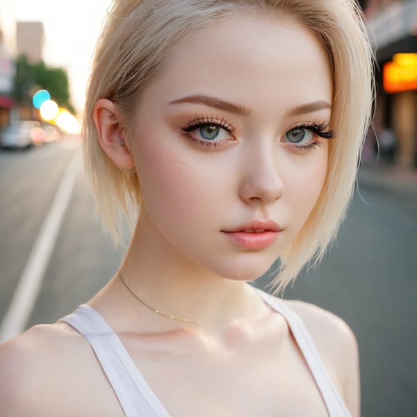 Tags: 21872187, SDXL
{"3": {"inputs": {"seed": 703160077529892, "steps": 64, "cfg": 7.01, "sampler_name": "dpmpp_2m", "scheduler": "karras", "denoise": 1.0, "model": ["27", 0], "positive": ["6", 0], "negative": ["7", 0], "latent_image": ["5", 0]}, "class_type": "KSampler"}, "4": {"inputs": {"ckpt_name": "juggernautxl.safetensors"}, "class_type": "CheckpointLoaderSimple"}, "5": {"inputs": {"width": 1024, "height": 1024, "batch_size": 1}, "class_type": "EmptyLatentImage"}, "6": {"inputs": {"text": "21 year old girl, (temptress:1.02), (pale skin:1.13), (beautiful eyes:1.10), (detailed face:1.09), (sexy lips:0.99), (blush:1.03), (seductive pose:0.95), (seductive facial expression:0.96), (slim:0.95), (idol:1.11), (eyelashes:1.09), (cute:1.03), (double eyelids:1.13), (perky ass:0.98), (exposed ass:1.06), (looking back:1.01), (sexy ass:0.98), (thigh gap:1.07), (white tanktop:0.95), busy street, (textured skin:1.01), (soft lighting:1.07), (detailed skin:1.08), (skin fuzz:1.03), (candid cinema:1.04), (portra:1.03), (film:1.00), (natural looking skin:1.04), (RAW:1.01)", "clip": ["27", 1]}, "class_type": "CLIPTextEncode"}, "7": {"inputs": {"text": "(distorted:1.06), (low resolution:1.12), (twisted:1.05), (worst quality:1.09), (bad hands:1.07), (watermark:1.13), (open mouth:1.13)", "clip": ["27", 1]}, "class_type": "CLIPTextEncode"}, "8": {"inputs": {"samples": ["3", 0], "vae": ["4", 2]}, "class_type": "VAEDecode"}, "25": {"inputs": {"lora_name": "nudify_xl.safetensors", "strength_model": 0.1, "strength_clip": 0.37, "model": ["4", 0], "clip": ["4", 1]}, "class_type": "LoraLoader"}, "26": {"inputs": {"lora_name": "shirtlift_SDXL_v2.safetensors", "strength_model": 0.05, "strength_clip": 0.08, "model": ["25", 0], "clip": ["25", 1]}, "class_type": "LoraLoader"}, "27": {"inputs": {"lora_name": "PerfectEyesXL.safetensors", "strength_model": 0.1, "strength_clip": 0.19, "model": ["26", 0], "clip": ["26", 1]}, "class_type": "LoraLoader"}, "30": {"inputs": {"model_name": "4x_NMKD-Superscale-SP_178000_G.pth"}, "class_type": "UpscaleModelLoader"}, "31": {"inputs": {"upscale_model": ["30", 0], "image": ["8", 0]}, "class_type": "ImageUpscaleWithModel"}, "32": {"inputs": {"upscale_method": "lanczos", "scale_by": 0.5, "image": ["31", 0]}, "class_type": "ImageScaleBy"}, "33": {"inputs": {"pixels": ["32", 0], "vae": ["4", 2]}, "class_type": "VAEEncode"}, "34": {"inputs": {"seed": 703160077529892, "steps": 64, "cfg": 7.01, "sampler_name": "dpmpp_2m", "scheduler": "karras", "denoise": 0.3, "model": ["27", 0], "positive": ["6", 0], "negative": ["7", 0], "latent_image": ["33", 0]}, "class_type": "KSampler"}, "36": {"inputs": {"samples": ["34", 0], "vae": ["4", 2]}, "class_type": "VAEDecode"}, "39": {"inputs": {"filename_prefix": "comfyapi-1723663398451", "images": ["36", 0]}, "class_type": "SaveImage"}}