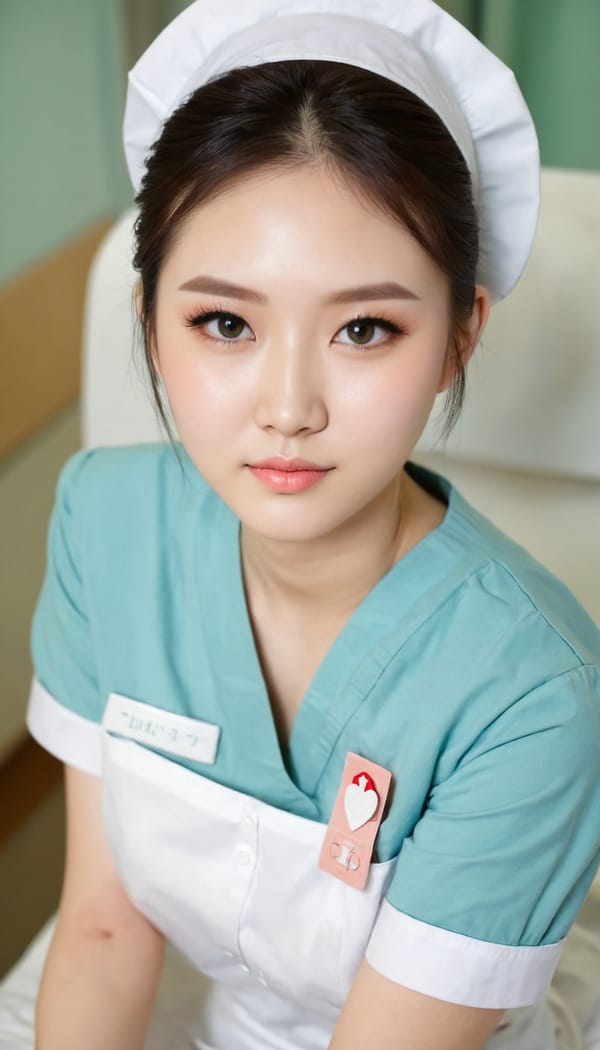 Tags: 21872187, SDXL
{"3": {"inputs": {"seed": 815876851519043, "steps": 32, "cfg": 5.7, "sampler_name": "dpmpp_2m", "scheduler": "karras", "denoise": 1.0, "model": ["27", 0], "positive": ["6", 0], "negative": ["7", 0], "latent_image": ["5", 0]}, "class_type": "KSampler"}, "4": {"inputs": {"ckpt_name": "juggernautXL_v8Rundiffusion.safetensors"}, "class_type": "CheckpointLoaderSimple"}, "5": {"inputs": {"width": 768, "height": 1344, "batch_size": 1}, "class_type": "EmptyLatentImage"}, "6": {"inputs": {"text": "21 year old girl, (taiwanese:0.95), (ukrainian:0.96), (cute:0.98), (idol:1.06), (seductive pose:1.14), (double eyelids:0.99), (pale skin:0.97), (beautiful eyes:1.13), (blush:1.06), (eyelashes:1.13), (seductive facial expression:1.07), (sexy lips:1.11), (slim:1.05), (detailed face:1.10), (temptress:1.03), (in a seductive pose:1.07), (large perky breasts:1.09), (cleavage:1.04), (thigh gap:1.12), (nurse in uniform:1.13) working in a hospital ward, (candid cinema:1.05), (portra:1.02), (RAW:1.06), (skin fuzz:1.08), (film:1.08), (soft lighting:1.00), (textured skin:1.05), (natural looking skin:1.09), (detailed skin:1.06)", "clip": ["27", 1]}, "class_type": "CLIPTextEncode"}, "7": {"inputs": {"text": "(twisted:1.07), (low resolution:1.08), (worst quality:1.09), (watermark:1.11), (distorted:1.14), (open mouth:1.10)", "clip": ["27", 1]}, "class_type": "CLIPTextEncode"}, "8": {"inputs": {"samples": ["3", 0], "vae": ["4", 2]}, "class_type": "VAEDecode"}, "25": {"inputs": {"lora_name": "nudify_xl.safetensors", "strength_model": 0.28, "strength_clip": 0.04, "model": ["4", 0], "clip": ["4", 1]}, "class_type": "LoraLoader"}, "26": {"inputs": {"lora_name": "shirtlift_SDXL_v2.safetensors", "strength_model": 0.04, "strength_clip": 0.12, "model": ["25", 0], "clip": ["25", 1]}, "class_type": "LoraLoader"}, "27": {"inputs": {"lora_name": "PerfectEyesXL.safetensors", "strength_model": 0.11, "strength_clip": 0.05, "model": ["26", 0], "clip": ["26", 1]}, "class_type": "LoraLoader"}, "30": {"inputs": {"model_name": "4x_NMKD-Superscale-SP_178000_G.pth"}, "class_type": "UpscaleModelLoader"}, "31": {"inputs": {"upscale_model": ["30", 0], "image": ["8", 0]}, "class_type": "ImageUpscaleWithModel"}, "32": {"inputs": {"upscale_method": "lanczos", "scale_by": 0.5, "image": ["31", 0]}, "class_type": "ImageScaleBy"}, "33": {"inputs": {"pixels": ["32", 0], "vae": ["4", 2]}, "class_type": "VAEEncode"}, "34": {"inputs": {"seed": 815876851519043, "steps": 32, "cfg": 5.7, "sampler_name": "dpmpp_2m", "scheduler": "karras", "denoise": 0.3, "model": ["27", 0], "positive": ["6", 0], "negative": ["7", 0], "latent_image": ["33", 0]}, "class_type": "KSampler"}, "36": {"inputs": {"samples": ["34", 0], "vae": ["4", 2]}, "class_type": "VAEDecode"}, "39": {"inputs": {"filename_prefix": "comfyapi-1707722517502", "images": ["36", 0]}, "class_type": "SaveImage"}}