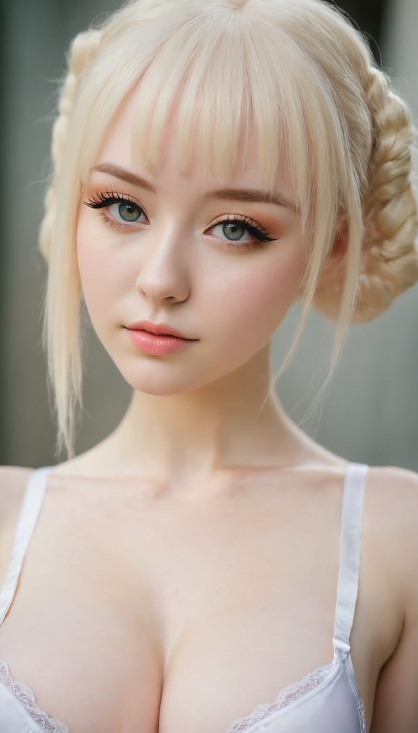 Tags: 21872187, SDXL
{"3": {"inputs": {"seed": 383628313964818, "steps": 64, "cfg": 5.52, "sampler_name": "dpmpp_2m", "scheduler": "karras", "denoise": 1.0, "model": ["27", 0], "positive": ["6", 0], "negative": ["7", 0], "latent_image": ["5", 0]}, "class_type": "KSampler"}, "4": {"inputs": {"ckpt_name": "juggernautxl.safetensors"}, "class_type": "CheckpointLoaderSimple"}, "5": {"inputs": {"width": 768, "height": 1344, "batch_size": 1}, "class_type": "EmptyLatentImage"}, "6": {"inputs": {"text": "26 year old girl, (ukrainian:1.00), (seductive pose:0.95), (eyelashes:1.02), (double eyelids:0.96), (temptress:0.95), (slim:1.08), (idol:0.95), (pale skin:1.13), (blush:1.08), (detailed face:1.14), (seductive facial expression:1.08), (cute:0.97), (beautiful eyes:1.09), (sexy lips:1.14), (in a seductive pose:0.97), (large perky breasts:0.98), (cleavage:1.01), (thigh gap:0.95), (in a cosplay:1.02) at comiket posing for camera, (RAW:1.07), (candid cinema:1.00), (textured skin:1.07), (portra:1.04), (soft lighting:1.05), (natural looking skin:1.08), (film:1.09), (detailed skin:1.02), (skin fuzz:1.09)", "clip": ["27", 1]}, "class_type": "CLIPTextEncode"}, "7": {"inputs": {"text": "(twisted:1.14), (bad hands:1.13), (watermark:1.12), (open mouth:1.07), (low resolution:1.08), (worst quality:1.08), (distorted:1.10)", "clip": ["27", 1]}, "class_type": "CLIPTextEncode"}, "8": {"inputs": {"samples": ["3", 0], "vae": ["4", 2]}, "class_type": "VAEDecode"}, "25": {"inputs": {"lora_name": "nudify_xl.safetensors", "strength_model": 0.09, "strength_clip": 0.23, "model": ["4", 0], "clip": ["4", 1]}, "class_type": "LoraLoader"}, "26": {"inputs": {"lora_name": "shirtlift_SDXL_v2.safetensors", "strength_model": 0.08, "strength_clip": 0.07, "model": ["25", 0], "clip": ["25", 1]}, "class_type": "LoraLoader"}, "27": {"inputs": {"lora_name": "PerfectEyesXL.safetensors", "strength_model": 0.1, "strength_clip": 0.0, "model": ["26", 0], "clip": ["26", 1]}, "class_type": "LoraLoader"}, "30": {"inputs": {"model_name": "4x_NMKD-Superscale-SP_178000_G.pth"}, "class_type": "UpscaleModelLoader"}, "31": {"inputs": {"upscale_model": ["30", 0], "image": ["8", 0]}, "class_type": "ImageUpscaleWithModel"}, "32": {"inputs": {"upscale_method": "lanczos", "scale_by": 0.5, "image": ["31", 0]}, "class_type": "ImageScaleBy"}, "33": {"inputs": {"pixels": ["32", 0], "vae": ["4", 2]}, "class_type": "VAEEncode"}, "34": {"inputs": {"seed": 383628313964818, "steps": 64, "cfg": 5.52, "sampler_name": "dpmpp_2m", "scheduler": "karras", "denoise": 0.3, "model": ["27", 0], "positive": ["6", 0], "negative": ["7", 0], "latent_image": ["33", 0]}, "class_type": "KSampler"}, "36": {"inputs": {"samples": ["34", 0], "vae": ["4", 2]}, "class_type": "VAEDecode"}, "39": {"inputs": {"filename_prefix": "comfyapi-1714132978180", "images": ["36", 0]}, "class_type": "SaveImage"}}