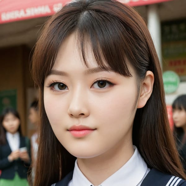 Tags: 21872187, SDXL
{"3": {"inputs": {"seed": 782799097788306, "steps": 64, "cfg": 6.11, "sampler_name": "dpmpp_2m", "scheduler": "karras", "denoise": 1.0, "model": ["27", 0], "positive": ["6", 0], "negative": ["7", 0], "latent_image": ["5", 0]}, "class_type": "KSampler"}, "4": {"inputs": {"ckpt_name": "juggernautXL_v8Rundiffusion.safetensors"}, "class_type": "CheckpointLoaderSimple"}, "5": {"inputs": {"width": 1024, "height": 1024, "batch_size": 1}, "class_type": "EmptyLatentImage"}, "6": {"inputs": {"text": "24 year old girl, (irish:1.07), (taiwanese:1.04), (idol:1.02), (eyelashes:0.97), (slim:0.95), (beautiful eyes:0.97), (double eyelids:0.98), (blush:0.95), (pale skin:0.95), (seductive pose:1.02), (seductive facial expression:1.03), (sexy lips:0.98), (detailed face:1.07), (temptress:1.05), (in a seductive pose:1.14), (large perky breasts:0.95), (cleavage:1.07), (thigh gap:1.08), (school uniform:1.07), choker, busy street, (textured skin:1.03), (candid cinema:1.02), (natural looking skin:1.02), (RAW:1.03), (film:1.09), (detailed skin:1.05), (portra:1.00), (soft lighting:1.08), (skin fuzz:1.03)", "clip": ["27", 1]}, "class_type": "CLIPTextEncode"}, "7": {"inputs": {"text": "(open mouth:1.08), (low resolution:1.12), (watermark:1.09), (bad hands:1.12), (distorted:1.10), (twisted:1.09), (worst quality:1.05)", "clip": ["27", 1]}, "class_type": "CLIPTextEncode"}, "8": {"inputs": {"samples": ["3", 0], "vae": ["4", 2]}, "class_type": "VAEDecode"}, "25": {"inputs": {"lora_name": "nudify_xl.safetensors", "strength_model": 0.2, "strength_clip": 0.06, "model": ["4", 0], "clip": ["4", 1]}, "class_type": "LoraLoader"}, "26": {"inputs": {"lora_name": "shirtlift_SDXL_v2.safetensors", "strength_model": 0.04, "strength_clip": 0.18, "model": ["25", 0], "clip": ["25", 1]}, "class_type": "LoraLoader"}, "27": {"inputs": {"lora_name": "PerfectEyesXL.safetensors", "strength_model": 0.05, "strength_clip": 0.02, "model": ["26", 0], "clip": ["26", 1]}, "class_type": "LoraLoader"}, "30": {"inputs": {"model_name": "4x_NMKD-Superscale-SP_178000_G.pth"}, "class_type": "UpscaleModelLoader"}, "31": {"inputs": {"upscale_model": ["30", 0], "image": ["8", 0]}, "class_type": "ImageUpscaleWithModel"}, "32": {"inputs": {"upscale_method": "lanczos", "scale_by": 0.5, "image": ["31", 0]}, "class_type": "ImageScaleBy"}, "33": {"inputs": {"pixels": ["32", 0], "vae": ["4", 2]}, "class_type": "VAEEncode"}, "34": {"inputs": {"seed": 782799097788306, "steps": 64, "cfg": 6.11, "sampler_name": "dpmpp_2m", "scheduler": "karras", "denoise": 0.3, "model": ["27", 0], "positive": ["6", 0], "negative": ["7", 0], "latent_image": ["33", 0]}, "class_type": "KSampler"}, "36": {"inputs": {"samples": ["34", 0], "vae": ["4", 2]}, "class_type": "VAEDecode"}, "39": {"inputs": {"filename_prefix": "comfyapi-1707884240700", "images": ["36", 0]}, "class_type": "SaveImage"}}