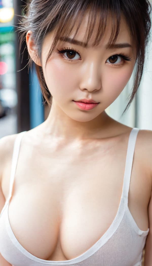 Tags: 21872187, SDXL
{"3": {"inputs": {"seed": 684826848936986, "steps": 64, "cfg": 7.23, "sampler_name": "dpmpp_2m", "scheduler": "karras", "denoise": 1.0, "model": ["27", 0], "positive": ["6", 0], "negative": ["7", 0], "latent_image": ["5", 0]}, "class_type": "KSampler"}, "4": {"inputs": {"ckpt_name": "juggernautxl.safetensors"}, "class_type": "CheckpointLoaderSimple"}, "5": {"inputs": {"width": 768, "height": 1344, "batch_size": 1}, "class_type": "EmptyLatentImage"}, "6": {"inputs": {"text": "23 year old girl, (chinese:0.98), (japanese:0.98), (idol:1.00), (sexy lips:0.97), (cute:1.10), (beautiful eyes:1.04), (seductive facial expression:1.02), (eyelashes:1.12), (seductive pose:1.07), (temptress:1.02), (slim:0.98), (detailed face:1.00), (pale skin:1.00), (blush:1.10), (in a seductive pose:1.00), (large perky breasts:0.95), (cleavage:1.03), (thigh gap:0.96), (white tanktop:0.95), busy street, (natural looking skin:1.08), (film:1.09), (soft lighting:1.04), (RAW:1.07), (candid cinema:1.04), (portra:1.07), (skin fuzz:1.02), (textured skin:1.00), (detailed skin:1.03)", "clip": ["27", 1]}, "class_type": "CLIPTextEncode"}, "7": {"inputs": {"text": "(twisted:1.13), (bad hands:1.07), (low resolution:1.08), (worst quality:1.12), (open mouth:1.13), (distorted:1.05), (watermark:1.14)", "clip": ["27", 1]}, "class_type": "CLIPTextEncode"}, "8": {"inputs": {"samples": ["3", 0], "vae": ["4", 2]}, "class_type": "VAEDecode"}, "25": {"inputs": {"lora_name": "nudify_xl.safetensors", "strength_model": 0.01, "strength_clip": 0.1, "model": ["4", 0], "clip": ["4", 1]}, "class_type": "LoraLoader"}, "26": {"inputs": {"lora_name": "shirtlift_SDXL_v2.safetensors", "strength_model": 0.16, "strength_clip": 0.05, "model": ["25", 0], "clip": ["25", 1]}, "class_type": "LoraLoader"}, "27": {"inputs": {"lora_name": "PerfectEyesXL.safetensors", "strength_model": 0.17, "strength_clip": 0.12, "model": ["26", 0], "clip": ["26", 1]}, "class_type": "LoraLoader"}, "30": {"inputs": {"model_name": "4x_NMKD-Superscale-SP_178000_G.pth"}, "class_type": "UpscaleModelLoader"}, "31": {"inputs": {"upscale_model": ["30", 0], "image": ["8", 0]}, "class_type": "ImageUpscaleWithModel"}, "32": {"inputs": {"upscale_method": "lanczos", "scale_by": 0.5, "image": ["31", 0]}, "class_type": "ImageScaleBy"}, "33": {"inputs": {"pixels": ["32", 0], "vae": ["4", 2]}, "class_type": "VAEEncode"}, "34": {"inputs": {"seed": 684826848936986, "steps": 64, "cfg": 7.23, "sampler_name": "dpmpp_2m", "scheduler": "karras", "denoise": 0.3, "model": ["27", 0], "positive": ["6", 0], "negative": ["7", 0], "latent_image": ["33", 0]}, "class_type": "KSampler"}, "36": {"inputs": {"samples": ["34", 0], "vae": ["4", 2]}, "class_type": "VAEDecode"}, "39": {"inputs": {"filename_prefix": "comfyapi-1731947305988", "images": ["36", 0]}, "class_type": "SaveImage"}}